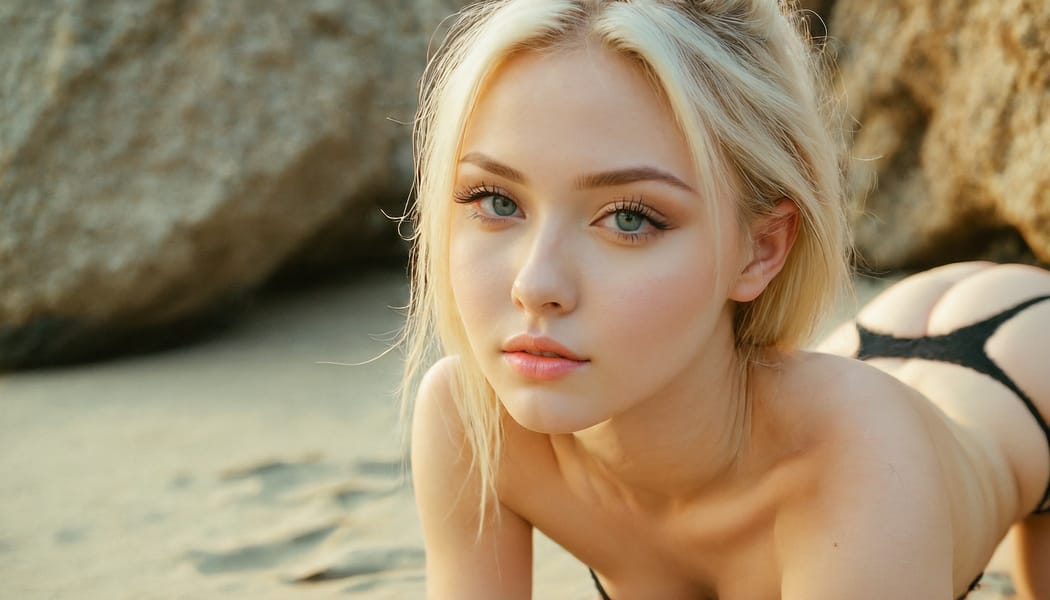 Tags: 21872187, SDXL
{"3": {"inputs": {"seed": 729453594002623, "steps": 64, "cfg": 6.71, "sampler_name": "dpmpp_2m", "scheduler": "karras", "denoise": 1.0, "model": ["27", 0], "positive": ["6", 0], "negative": ["7", 0], "latent_image": ["5", 0]}, "class_type": "KSampler"}, "4": {"inputs": {"ckpt_name": "juggernautxl.safetensors"}, "class_type": "CheckpointLoaderSimple"}, "5": {"inputs": {"width": 1344, "height": 768, "batch_size": 1}, "class_type": "EmptyLatentImage"}, "6": {"inputs": {"text": "22 year old girl, (ukrainian:1.02), (sexy lips:1.09), (beautiful eyes:1.13), (seductive pose:1.13), (blush:1.01), (pale skin:1.03), (cute:1.03), (slim:1.00), (temptress:1.02), (seductive facial expression:1.01), (detailed face:0.95), (double eyelids:0.99), (eyelashes:1.05), (idol:0.95), (perky ass:0.97), (exposed ass:0.96), (looking back:1.02), (sexy ass:1.10), (thigh gap:1.09), wearing (bikini:0.98) at a beach, (film:1.02), (skin fuzz:1.03), (soft lighting:1.08), (RAW:1.08), (candid cinema:1.05), (textured skin:1.08), (portra:1.00), (natural looking skin:1.08), (detailed skin:1.00)", "clip": ["27", 1]}, "class_type": "CLIPTextEncode"}, "7": {"inputs": {"text": "(distorted:1.13), (twisted:1.10), (low resolution:1.11), (worst quality:1.05), (bad hands:1.11), (watermark:1.06), (open mouth:1.13)", "clip": ["27", 1]}, "class_type": "CLIPTextEncode"}, "8": {"inputs": {"samples": ["3", 0], "vae": ["4", 2]}, "class_type": "VAEDecode"}, "25": {"inputs": {"lora_name": "nudify_xl.safetensors", "strength_model": 0.18, "strength_clip": 0.0, "model": ["4", 0], "clip": ["4", 1]}, "class_type": "LoraLoader"}, "26": {"inputs": {"lora_name": "shirtlift_SDXL_v2.safetensors", "strength_model": 0.04, "strength_clip": 0.1, "model": ["25", 0], "clip": ["25", 1]}, "class_type": "LoraLoader"}, "27": {"inputs": {"lora_name": "PerfectEyesXL.safetensors", "strength_model": 0.14, "strength_clip": 0.11, "model": ["26", 0], "clip": ["26", 1]}, "class_type": "LoraLoader"}, "30": {"inputs": {"model_name": "4x_NMKD-Superscale-SP_178000_G.pth"}, "class_type": "UpscaleModelLoader"}, "31": {"inputs": {"upscale_model": ["30", 0], "image": ["8", 0]}, "class_type": "ImageUpscaleWithModel"}, "32": {"inputs": {"upscale_method": "lanczos", "scale_by": 0.5, "image": ["31", 0]}, "class_type": "ImageScaleBy"}, "33": {"inputs": {"pixels": ["32", 0], "vae": ["4", 2]}, "class_type": "VAEEncode"}, "34": {"inputs": {"seed": 729453594002623, "steps": 64, "cfg": 6.71, "sampler_name": "dpmpp_2m", "scheduler": "karras", "denoise": 0.3, "model": ["27", 0], "positive": ["6", 0], "negative": ["7", 0], "latent_image": ["33", 0]}, "class_type": "KSampler"}, "36": {"inputs": {"samples": ["34", 0], "vae": ["4", 2]}, "class_type": "VAEDecode"}, "39": {"inputs": {"filename_prefix": "comfyapi-1716265214320", "images": ["36", 0]}, "class_type": "SaveImage"}}