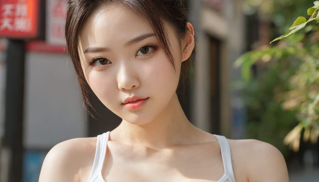 Tags: 21872187, SDXL
{"3": {"inputs": {"seed": 197135883591166, "steps": 32, "cfg": 5.24, "sampler_name": "dpmpp_2m", "scheduler": "karras", "denoise": 1.0, "model": ["27", 0], "positive": ["6", 0], "negative": ["7", 0], "latent_image": ["5", 0]}, "class_type": "KSampler"}, "4": {"inputs": {"ckpt_name": "juggernautxl.safetensors"}, "class_type": "CheckpointLoaderSimple"}, "5": {"inputs": {"width": 1344, "height": 768, "batch_size": 1}, "class_type": "EmptyLatentImage"}, "6": {"inputs": {"text": "21 year old girl, (chinese:0.98), (japanese:1.07), (russian:1.09), (taiwanese:0.95), (pale skin:1.01), (idol:1.04), (slim:1.09), (sexy lips:0.95), (eyelashes:0.99), (seductive facial expression:1.07), (blush:1.05), (temptress:1.13), (detailed face:1.12), (seductive pose:1.13), (beautiful eyes:1.04), (in a seductive pose:1.11), (large perky breasts:1.06), (cleavage:1.04), (thigh gap:1.01), (white tanktop:1.13), busy street, (candid cinema:1.06), (natural looking skin:1.03), (RAW:1.08), (skin fuzz:1.03), (soft lighting:1.03), (detailed skin:1.03), (film:1.08), (textured skin:1.06), (portra:1.03)", "clip": ["27", 1]}, "class_type": "CLIPTextEncode"}, "7": {"inputs": {"text": "(distorted:1.06), (worst quality:1.12), (low resolution:1.14), (bad hands:1.11), (watermark:1.08), (open mouth:1.13)", "clip": ["27", 1]}, "class_type": "CLIPTextEncode"}, "8": {"inputs": {"samples": ["3", 0], "vae": ["4", 2]}, "class_type": "VAEDecode"}, "25": {"inputs": {"lora_name": "nudify_xl.safetensors", "strength_model": 0.06, "strength_clip": 0.06, "model": ["4", 0], "clip": ["4", 1]}, "class_type": "LoraLoader"}, "26": {"inputs": {"lora_name": "shirtlift_SDXL_v2.safetensors", "strength_model": 0.1, "strength_clip": 0.0, "model": ["25", 0], "clip": ["25", 1]}, "class_type": "LoraLoader"}, "27": {"inputs": {"lora_name": "PerfectEyesXL.safetensors", "strength_model": 0.11, "strength_clip": 0.14, "model": ["26", 0], "clip": ["26", 1]}, "class_type": "LoraLoader"}, "30": {"inputs": {"model_name": "4x_NMKD-Superscale-SP_178000_G.pth"}, "class_type": "UpscaleModelLoader"}, "31": {"inputs": {"upscale_model": ["30", 0], "image": ["8", 0]}, "class_type": "ImageUpscaleWithModel"}, "32": {"inputs": {"upscale_method": "lanczos", "scale_by": 0.5, "image": ["31", 0]}, "class_type": "ImageScaleBy"}, "33": {"inputs": {"pixels": ["32", 0], "vae": ["4", 2]}, "class_type": "VAEEncode"}, "34": {"inputs": {"seed": 197135883591166, "steps": 32, "cfg": 5.24, "sampler_name": "dpmpp_2m", "scheduler": "karras", "denoise": 0.3, "model": ["27", 0], "positive": ["6", 0], "negative": ["7", 0], "latent_image": ["33", 0]}, "class_type": "KSampler"}, "36": {"inputs": {"samples": ["34", 0], "vae": ["4", 2]}, "class_type": "VAEDecode"}, "39": {"inputs": {"filename_prefix": "comfyapi-1714446421170", "images": ["36", 0]}, "class_type": "SaveImage"}}