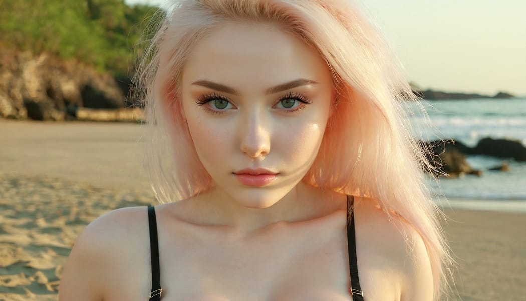 Tags: 21872187, SDXL
{"3": {"inputs": {"seed": 757014097788757, "steps": 32, "cfg": 7.34, "sampler_name": "dpmpp_2m", "scheduler": "karras", "denoise": 1.0, "model": ["27", 0], "positive": ["6", 0], "negative": ["7", 0], "latent_image": ["5", 0]}, "class_type": "KSampler"}, "4": {"inputs": {"ckpt_name": "juggernautxl.safetensors"}, "class_type": "CheckpointLoaderSimple"}, "5": {"inputs": {"width": 1344, "height": 768, "batch_size": 1}, "class_type": "EmptyLatentImage"}, "6": {"inputs": {"text": "24 year old girl, (russian:0.98), (ukrainian:1.09), (detailed face:1.04), (eyelashes:1.06), (pale skin:1.05), (seductive pose:1.10), (slim:1.03), (beautiful eyes:0.96), (blush:1.09), (sexy lips:1.05), (cute:1.09), (idol:1.14), (temptress:1.10), (double eyelids:0.96), (seductive facial expression:1.05), (in a seductive pose:0.95), (large perky breasts:1.02), (cleavage:0.97), (thigh gap:1.05), wearing (bikini:1.07) at a beach, (candid cinema:1.03), (skin fuzz:1.06), (RAW:1.04), (portra:1.02), (textured skin:1.07), (film:1.07), (detailed skin:1.09), (natural looking skin:1.02), (soft lighting:1.00)", "clip": ["27", 1]}, "class_type": "CLIPTextEncode"}, "7": {"inputs": {"text": "(distorted:1.07), (bad hands:1.08), (low resolution:1.14), (open mouth:1.14), (watermark:1.05), (twisted:1.10), (worst quality:1.05)", "clip": ["27", 1]}, "class_type": "CLIPTextEncode"}, "8": {"inputs": {"samples": ["3", 0], "vae": ["4", 2]}, "class_type": "VAEDecode"}, "25": {"inputs": {"lora_name": "nudify_xl.safetensors", "strength_model": 0.31, "strength_clip": 0.33, "model": ["4", 0], "clip": ["4", 1]}, "class_type": "LoraLoader"}, "26": {"inputs": {"lora_name": "shirtlift_SDXL_v2.safetensors", "strength_model": 0.04, "strength_clip": 0.07, "model": ["25", 0], "clip": ["25", 1]}, "class_type": "LoraLoader"}, "27": {"inputs": {"lora_name": "PerfectEyesXL.safetensors", "strength_model": 0.06, "strength_clip": 0.09, "model": ["26", 0], "clip": ["26", 1]}, "class_type": "LoraLoader"}, "30": {"inputs": {"model_name": "4x_NMKD-Superscale-SP_178000_G.pth"}, "class_type": "UpscaleModelLoader"}, "31": {"inputs": {"upscale_model": ["30", 0], "image": ["8", 0]}, "class_type": "ImageUpscaleWithModel"}, "32": {"inputs": {"upscale_method": "lanczos", "scale_by": 0.5, "image": ["31", 0]}, "class_type": "ImageScaleBy"}, "33": {"inputs": {"pixels": ["32", 0], "vae": ["4", 2]}, "class_type": "VAEEncode"}, "34": {"inputs": {"seed": 757014097788757, "steps": 32, "cfg": 7.34, "sampler_name": "dpmpp_2m", "scheduler": "karras", "denoise": 0.3, "model": ["27", 0], "positive": ["6", 0], "negative": ["7", 0], "latent_image": ["33", 0]}, "class_type": "KSampler"}, "36": {"inputs": {"samples": ["34", 0], "vae": ["4", 2]}, "class_type": "VAEDecode"}, "39": {"inputs": {"filename_prefix": "comfyapi-1735629341800", "images": ["36", 0]}, "class_type": "SaveImage"}}