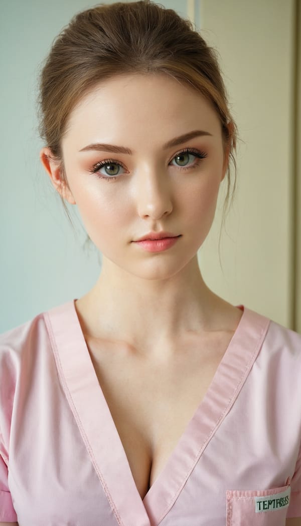 Tags: 21872187, SDXL
{"3": {"inputs": {"seed": 356278654491598, "steps": 64, "cfg": 5.03, "sampler_name": "dpmpp_2m", "scheduler": "karras", "denoise": 1.0, "model": ["27", 0], "positive": ["6", 0], "negative": ["7", 0], "latent_image": ["5", 0]}, "class_type": "KSampler"}, "4": {"inputs": {"ckpt_name": "juggernautxl.safetensors"}, "class_type": "CheckpointLoaderSimple"}, "5": {"inputs": {"width": 768, "height": 1344, "batch_size": 1}, "class_type": "EmptyLatentImage"}, "6": {"inputs": {"text": "21 year old girl, (irish:1.14), (cute:1.08), (slim:1.06), (idol:0.97), (sexy lips:0.98), (detailed face:0.97), (seductive pose:1.04), (eyelashes:1.09), (double eyelids:1.02), (blush:1.10), (beautiful eyes:1.01), (temptress:1.13), (pale skin:0.96), (seductive facial expression:1.14), (in a seductive pose:1.01), (large perky breasts:1.12), (cleavage:1.10), (thigh gap:1.11), (nurse in uniform:1.14) working in a hospital ward, (candid cinema:1.03), (soft lighting:1.08), (RAW:1.05), (skin fuzz:1.00), (textured skin:1.00), (detailed skin:1.04), (portra:1.04), (natural looking skin:1.08), (film:1.03)", "clip": ["27", 1]}, "class_type": "CLIPTextEncode"}, "7": {"inputs": {"text": "(distorted:1.07), (open mouth:1.05), (watermark:1.12), (bad hands:1.06), (low resolution:1.08), (twisted:1.14), (worst quality:1.11)", "clip": ["27", 1]}, "class_type": "CLIPTextEncode"}, "8": {"inputs": {"samples": ["3", 0], "vae": ["4", 2]}, "class_type": "VAEDecode"}, "25": {"inputs": {"lora_name": "nudify_xl.safetensors", "strength_model": 0.18, "strength_clip": 0.03, "model": ["4", 0], "clip": ["4", 1]}, "class_type": "LoraLoader"}, "26": {"inputs": {"lora_name": "shirtlift_SDXL_v2.safetensors", "strength_model": 0.19, "strength_clip": 0.13, "model": ["25", 0], "clip": ["25", 1]}, "class_type": "LoraLoader"}, "27": {"inputs": {"lora_name": "PerfectEyesXL.safetensors", "strength_model": 0.08, "strength_clip": 0.19, "model": ["26", 0], "clip": ["26", 1]}, "class_type": "LoraLoader"}, "30": {"inputs": {"model_name": "4x_NMKD-Superscale-SP_178000_G.pth"}, "class_type": "UpscaleModelLoader"}, "31": {"inputs": {"upscale_model": ["30", 0], "image": ["8", 0]}, "class_type": "ImageUpscaleWithModel"}, "32": {"inputs": {"upscale_method": "lanczos", "scale_by": 0.5, "image": ["31", 0]}, "class_type": "ImageScaleBy"}, "33": {"inputs": {"pixels": ["32", 0], "vae": ["4", 2]}, "class_type": "VAEEncode"}, "34": {"inputs": {"seed": 356278654491598, "steps": 64, "cfg": 5.03, "sampler_name": "dpmpp_2m", "scheduler": "karras", "denoise": 0.3, "model": ["27", 0], "positive": ["6", 0], "negative": ["7", 0], "latent_image": ["33", 0]}, "class_type": "KSampler"}, "36": {"inputs": {"samples": ["34", 0], "vae": ["4", 2]}, "class_type": "VAEDecode"}, "39": {"inputs": {"filename_prefix": "comfyapi-1726546285743", "images": ["36", 0]}, "class_type": "SaveImage"}}