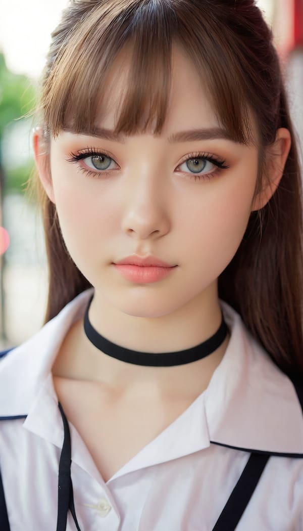 Tags: 21872187, SDXL
{"3": {"inputs": {"seed": 118410622533827, "steps": 32, "cfg": 7.23, "sampler_name": "dpmpp_2m", "scheduler": "karras", "denoise": 1.0, "model": ["27", 0], "positive": ["6", 0], "negative": ["7", 0], "latent_image": ["5", 0]}, "class_type": "KSampler"}, "4": {"inputs": {"ckpt_name": "juggernautxl.safetensors"}, "class_type": "CheckpointLoaderSimple"}, "5": {"inputs": {"width": 768, "height": 1344, "batch_size": 1}, "class_type": "EmptyLatentImage"}, "6": {"inputs": {"text": "18 year old girl, (seductive pose:0.99), (cute:1.09), (eyelashes:0.96), (pale skin:1.10), (slim:1.14), (beautiful eyes:0.97), (seductive facial expression:1.08), (temptress:1.10), (idol:1.11), (blush:1.11), (sexy lips:1.09), (detailed face:1.11), (double eyelids:0.97), (in a seductive pose:1.11), (large perky breasts:1.09), (cleavage:1.08), (thigh gap:1.12), (school uniform:1.12), choker, busy street, (skin fuzz:1.06), (film:1.05), (textured skin:1.02), (RAW:1.01), (candid cinema:1.05), (portra:1.05), (natural looking skin:1.07), (soft lighting:1.08), (detailed skin:1.07)", "clip": ["27", 1]}, "class_type": "CLIPTextEncode"}, "7": {"inputs": {"text": "(open mouth:1.07), (distorted:1.08), (worst quality:1.10), (low resolution:1.07), (twisted:1.09), (watermark:1.11), (bad hands:1.11)", "clip": ["27", 1]}, "class_type": "CLIPTextEncode"}, "8": {"inputs": {"samples": ["3", 0], "vae": ["4", 2]}, "class_type": "VAEDecode"}, "25": {"inputs": {"lora_name": "nudify_xl.safetensors", "strength_model": 0.0, "strength_clip": 0.09, "model": ["4", 0], "clip": ["4", 1]}, "class_type": "LoraLoader"}, "26": {"inputs": {"lora_name": "shirtlift_SDXL_v2.safetensors", "strength_model": 0.09, "strength_clip": 0.12, "model": ["25", 0], "clip": ["25", 1]}, "class_type": "LoraLoader"}, "27": {"inputs": {"lora_name": "PerfectEyesXL.safetensors", "strength_model": 0.01, "strength_clip": 0.02, "model": ["26", 0], "clip": ["26", 1]}, "class_type": "LoraLoader"}, "30": {"inputs": {"model_name": "4x_NMKD-Superscale-SP_178000_G.pth"}, "class_type": "UpscaleModelLoader"}, "31": {"inputs": {"upscale_model": ["30", 0], "image": ["8", 0]}, "class_type": "ImageUpscaleWithModel"}, "32": {"inputs": {"upscale_method": "lanczos", "scale_by": 0.5, "image": ["31", 0]}, "class_type": "ImageScaleBy"}, "33": {"inputs": {"pixels": ["32", 0], "vae": ["4", 2]}, "class_type": "VAEEncode"}, "34": {"inputs": {"seed": 118410622533827, "steps": 32, "cfg": 7.23, "sampler_name": "dpmpp_2m", "scheduler": "karras", "denoise": 0.3, "model": ["27", 0], "positive": ["6", 0], "negative": ["7", 0], "latent_image": ["33", 0]}, "class_type": "KSampler"}, "36": {"inputs": {"samples": ["34", 0], "vae": ["4", 2]}, "class_type": "VAEDecode"}, "39": {"inputs": {"filename_prefix": "comfyapi-1715037085424", "images": ["36", 0]}, "class_type": "SaveImage"}}