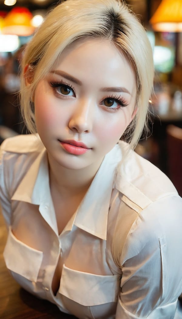 Tags: 21872187, SDXL
{"3": {"inputs": {"seed": 824655379256564, "steps": 32, "cfg": 6.11, "sampler_name": "dpmpp_2m", "scheduler": "karras", "denoise": 1.0, "model": ["27", 0], "positive": ["6", 0], "negative": ["7", 0], "latent_image": ["5", 0]}, "class_type": "KSampler"}, "4": {"inputs": {"ckpt_name": "juggernautxl.safetensors"}, "class_type": "CheckpointLoaderSimple"}, "5": {"inputs": {"width": 768, "height": 1344, "batch_size": 1}, "class_type": "EmptyLatentImage"}, "6": {"inputs": {"text": "28 year old girl, (seductive pose:1.00), (temptress:1.07), (sexy lips:0.98), (beautiful eyes:1.03), (cute:1.06), (idol:0.95), (pale skin:1.04), (eyelashes:1.10), (double eyelids:1.06), (detailed face:1.09), (slim:1.09), (blush:1.03), (on all fours:1.12), (spreading ass cheeks:1.00), (from behind:0.97), (backboob:1.14), (a waitress in uniform:0.95) working at a restaurant, (detailed skin:1.03), (natural looking skin:1.05), (RAW:1.07), (soft lighting:1.02), (film:1.00), (candid cinema:1.01), (textured skin:1.01), (skin fuzz:1.06), (portra:1.09)", "clip": ["27", 1]}, "class_type": "CLIPTextEncode"}, "7": {"inputs": {"text": "(bad hands:1.10), (distorted:1.08), (twisted:1.05), (low resolution:1.14), (worst quality:1.05), (open mouth:1.10), (watermark:1.05)", "clip": ["27", 1]}, "class_type": "CLIPTextEncode"}, "8": {"inputs": {"samples": ["3", 0], "vae": ["4", 2]}, "class_type": "VAEDecode"}, "25": {"inputs": {"lora_name": "nudify_xl.safetensors", "strength_model": 0.34, "strength_clip": 0.12, "model": ["4", 0], "clip": ["4", 1]}, "class_type": "LoraLoader"}, "26": {"inputs": {"lora_name": "shirtlift_SDXL_v2.safetensors", "strength_model": 0.01, "strength_clip": 0.05, "model": ["25", 0], "clip": ["25", 1]}, "class_type": "LoraLoader"}, "27": {"inputs": {"lora_name": "PerfectEyesXL.safetensors", "strength_model": 0.09, "strength_clip": 0.12, "model": ["26", 0], "clip": ["26", 1]}, "class_type": "LoraLoader"}, "30": {"inputs": {"model_name": "4x_NMKD-Superscale-SP_178000_G.pth"}, "class_type": "UpscaleModelLoader"}, "31": {"inputs": {"upscale_model": ["30", 0], "image": ["8", 0]}, "class_type": "ImageUpscaleWithModel"}, "32": {"inputs": {"upscale_method": "lanczos", "scale_by": 0.5, "image": ["31", 0]}, "class_type": "ImageScaleBy"}, "33": {"inputs": {"pixels": ["32", 0], "vae": ["4", 2]}, "class_type": "VAEEncode"}, "34": {"inputs": {"seed": 824655379256564, "steps": 32, "cfg": 6.11, "sampler_name": "dpmpp_2m", "scheduler": "karras", "denoise": 0.3, "model": ["27", 0], "positive": ["6", 0], "negative": ["7", 0], "latent_image": ["33", 0]}, "class_type": "KSampler"}, "36": {"inputs": {"samples": ["34", 0], "vae": ["4", 2]}, "class_type": "VAEDecode"}, "39": {"inputs": {"filename_prefix": "comfyapi-1731792314413", "images": ["36", 0]}, "class_type": "SaveImage"}}