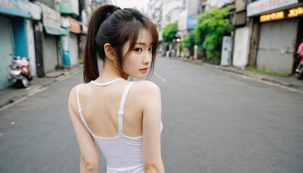 Tags: 21872187, SDXL
{"3": {"inputs": {"seed": 923350007749447, "steps": 64, "cfg": 5.85, "sampler_name": "dpmpp_2m", "scheduler": "karras", "denoise": 1.0, "model": ["27", 0], "positive": ["6", 0], "negative": ["7", 0], "latent_image": ["5", 0]}, "class_type": "KSampler"}, "4": {"inputs": {"ckpt_name": "helloworldxl.safetensors"}, "class_type": "CheckpointLoaderSimple"}, "5": {"inputs": {"width": 1344, "height": 768, "batch_size": 1}, "class_type": "EmptyLatentImage"}, "6": {"inputs": {"text": "27 year old girl, (ukrainian:1.08), (irish:0.95), (japanese:1.08), (korean:1.13), (cute:0.95), (temptress:1.04), (slim:1.11), (idol:1.04), (sexy lips:1.00), (double eyelids:0.95), (seductive pose:1.01), (detailed face:1.14), (blush:0.95), (beautiful eyes:1.09), (seductive facial expression:1.14), (pale skin:0.95), (on all fours:0.99), (spreading ass cheeks:1.07), (from behind:1.11), (backboob:1.06), (white tanktop:1.11), busy street, (soft lighting:1.06), (film:1.08), (candid cinema:1.04), (natural looking skin:1.03), (skin fuzz:1.00), (portra:1.03), (RAW:1.01), (detailed skin:1.00), (textured skin:1.06)", "clip": ["27", 1]}, "class_type": "CLIPTextEncode"}, "7": {"inputs": {"text": "(worst quality:1.09), (watermark:1.07), (bad hands:1.07), (open mouth:1.08), (low resolution:1.14), (twisted:1.12), (distorted:1.11)", "clip": ["27", 1]}, "class_type": "CLIPTextEncode"}, "8": {"inputs": {"samples": ["3", 0], "vae": ["4", 2]}, "class_type": "VAEDecode"}, "25": {"inputs": {"lora_name": "nudify_xl.safetensors", "strength_model": 0.35, "strength_clip": 0.33, "model": ["4", 0], "clip": ["4", 1]}, "class_type": "LoraLoader"}, "26": {"inputs": {"lora_name": "shirtlift_SDXL_v2.safetensors", "strength_model": 0.01, "strength_clip": 0.06, "model": ["25", 0], "clip": ["25", 1]}, "class_type": "LoraLoader"}, "27": {"inputs": {"lora_name": "PerfectEyesXL.safetensors", "strength_model": 0.15, "strength_clip": 0.01, "model": ["26", 0], "clip": ["26", 1]}, "class_type": "LoraLoader"}, "30": {"inputs": {"model_name": "4x_NMKD-Superscale-SP_178000_G.pth"}, "class_type": "UpscaleModelLoader"}, "31": {"inputs": {"upscale_model": ["30", 0], "image": ["8", 0]}, "class_type": "ImageUpscaleWithModel"}, "32": {"inputs": {"upscale_method": "lanczos", "scale_by": 0.5, "image": ["31", 0]}, "class_type": "ImageScaleBy"}, "33": {"inputs": {"pixels": ["32", 0], "vae": ["4", 2]}, "class_type": "VAEEncode"}, "34": {"inputs": {"seed": 923350007749447, "steps": 64, "cfg": 5.85, "sampler_name": "dpmpp_2m", "scheduler": "karras", "denoise": 0.3, "model": ["27", 0], "positive": ["6", 0], "negative": ["7", 0], "latent_image": ["33", 0]}, "class_type": "KSampler"}, "36": {"inputs": {"samples": ["34", 0], "vae": ["4", 2]}, "class_type": "VAEDecode"}, "39": {"inputs": {"filename_prefix": "comfyapi-1723948859754", "images": ["36", 0]}, "class_type": "SaveImage"}}