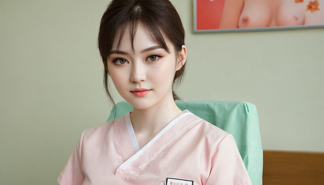 Tags: 21872187, SDXL
{"3": {"inputs": {"seed": 940581178167555, "steps": 32, "cfg": 7.67, "sampler_name": "dpmpp_2m", "scheduler": "karras", "denoise": 1.0, "model": ["27", 0], "positive": ["6", 0], "negative": ["7", 0], "latent_image": ["5", 0]}, "class_type": "KSampler"}, "4": {"inputs": {"ckpt_name": "juggernautXL_v8Rundiffusion.safetensors"}, "class_type": "CheckpointLoaderSimple"}, "5": {"inputs": {"width": 1344, "height": 768, "batch_size": 1}, "class_type": "EmptyLatentImage"}, "6": {"inputs": {"text": "25 year old girl, (russian:1.07), (japanese:1.09), (seductive facial expression:0.99), (pale skin:1.13), (detailed face:1.07), (temptress:1.09), (slim:0.98), (beautiful eyes:0.99), (seductive pose:1.05), (sexy lips:0.99), (idol:1.13), (double eyelids:1.05), (cute:0.98), (blush:1.06), (in a seductive pose:0.99), (large perky breasts:0.95), (cleavage:1.01), (thigh gap:0.97), (nurse in uniform:1.00) working in a hospital ward, (natural looking skin:1.08), (soft lighting:1.06), (candid cinema:1.05), (skin fuzz:1.03), (RAW:1.06), (detailed skin:1.02), (portra:1.07), (textured skin:1.02), (film:1.02)", "clip": ["27", 1]}, "class_type": "CLIPTextEncode"}, "7": {"inputs": {"text": "(worst quality:1.07), (bad hands:1.14), (open mouth:1.05), (low resolution:1.07), (watermark:1.12), (twisted:1.12), (distorted:1.09)", "clip": ["27", 1]}, "class_type": "CLIPTextEncode"}, "8": {"inputs": {"samples": ["3", 0], "vae": ["4", 2]}, "class_type": "VAEDecode"}, "25": {"inputs": {"lora_name": "nudify_xl.safetensors", "strength_model": 0.31, "strength_clip": 0.29, "model": ["4", 0], "clip": ["4", 1]}, "class_type": "LoraLoader"}, "26": {"inputs": {"lora_name": "shirtlift_SDXL_v2.safetensors", "strength_model": 0.1, "strength_clip": 0.1, "model": ["25", 0], "clip": ["25", 1]}, "class_type": "LoraLoader"}, "27": {"inputs": {"lora_name": "PerfectEyesXL.safetensors", "strength_model": 0.14, "strength_clip": 0.05, "model": ["26", 0], "clip": ["26", 1]}, "class_type": "LoraLoader"}, "30": {"inputs": {"model_name": "4x_NMKD-Superscale-SP_178000_G.pth"}, "class_type": "UpscaleModelLoader"}, "31": {"inputs": {"upscale_model": ["30", 0], "image": ["8", 0]}, "class_type": "ImageUpscaleWithModel"}, "32": {"inputs": {"upscale_method": "lanczos", "scale_by": 0.5, "image": ["31", 0]}, "class_type": "ImageScaleBy"}, "33": {"inputs": {"pixels": ["32", 0], "vae": ["4", 2]}, "class_type": "VAEEncode"}, "34": {"inputs": {"seed": 940581178167555, "steps": 32, "cfg": 7.67, "sampler_name": "dpmpp_2m", "scheduler": "karras", "denoise": 0.3, "model": ["27", 0], "positive": ["6", 0], "negative": ["7", 0], "latent_image": ["33", 0]}, "class_type": "KSampler"}, "36": {"inputs": {"samples": ["34", 0], "vae": ["4", 2]}, "class_type": "VAEDecode"}, "39": {"inputs": {"filename_prefix": "comfyapi-1707481660373", "images": ["36", 0]}, "class_type": "SaveImage"}}