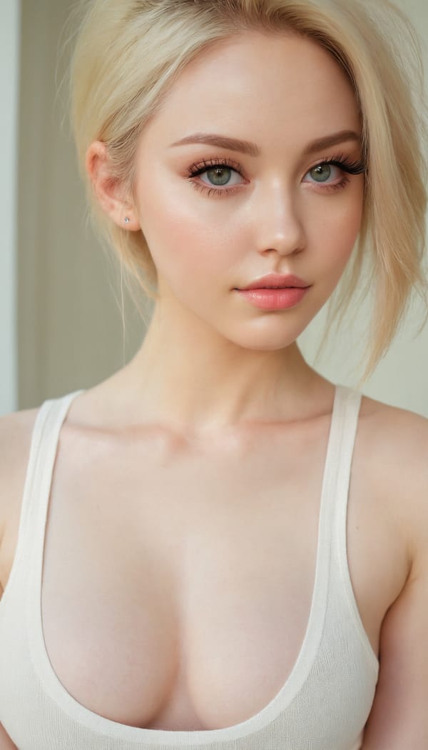 Tags: 21872187, SDXL
{"3": {"inputs": {"seed": 359541145766269, "steps": 32, "cfg": 5.54, "sampler_name": "dpmpp_2m", "scheduler": "karras", "denoise": 1.0, "model": ["27", 0], "positive": ["6", 0], "negative": ["7", 0], "latent_image": ["5", 0]}, "class_type": "KSampler"}, "4": {"inputs": {"ckpt_name": "juggernautxl.safetensors"}, "class_type": "CheckpointLoaderSimple"}, "5": {"inputs": {"width": 768, "height": 1344, "batch_size": 1}, "class_type": "EmptyLatentImage"}, "6": {"inputs": {"text": "28 year old girl, (temptress:1.03), (seductive pose:1.06), (eyelashes:1.14), (idol:1.01), (sexy lips:1.11), (beautiful eyes:1.11), (pale skin:1.05), (cute:0.98), (blush:1.14), (slim:1.02), (seductive facial expression:1.03), (detailed face:1.10), (double eyelids:1.11), (perky ass:1.09), (exposed ass:1.04), (looking back:1.05), (sexy ass:1.00), (thigh gap:0.98), (white tanktop:1.10), busy street, (skin fuzz:1.04), (candid cinema:1.00), (soft lighting:1.01), (detailed skin:1.06), (RAW:1.05), (portra:1.04), (natural looking skin:1.04), (film:1.00), (textured skin:1.06)", "clip": ["27", 1]}, "class_type": "CLIPTextEncode"}, "7": {"inputs": {"text": "(open mouth:1.12), (worst quality:1.09), (bad hands:1.14), (twisted:1.07), (watermark:1.13), (low resolution:1.14), (distorted:1.06)", "clip": ["27", 1]}, "class_type": "CLIPTextEncode"}, "8": {"inputs": {"samples": ["3", 0], "vae": ["4", 2]}, "class_type": "VAEDecode"}, "25": {"inputs": {"lora_name": "nudify_xl.safetensors", "strength_model": 0.05, "strength_clip": 0.3, "model": ["4", 0], "clip": ["4", 1]}, "class_type": "LoraLoader"}, "26": {"inputs": {"lora_name": "shirtlift_SDXL_v2.safetensors", "strength_model": 0.05, "strength_clip": 0.02, "model": ["25", 0], "clip": ["25", 1]}, "class_type": "LoraLoader"}, "27": {"inputs": {"lora_name": "PerfectEyesXL.safetensors", "strength_model": 0.03, "strength_clip": 0.11, "model": ["26", 0], "clip": ["26", 1]}, "class_type": "LoraLoader"}, "30": {"inputs": {"model_name": "4x_NMKD-Superscale-SP_178000_G.pth"}, "class_type": "UpscaleModelLoader"}, "31": {"inputs": {"upscale_model": ["30", 0], "image": ["8", 0]}, "class_type": "ImageUpscaleWithModel"}, "32": {"inputs": {"upscale_method": "lanczos", "scale_by": 0.5, "image": ["31", 0]}, "class_type": "ImageScaleBy"}, "33": {"inputs": {"pixels": ["32", 0], "vae": ["4", 2]}, "class_type": "VAEEncode"}, "34": {"inputs": {"seed": 359541145766269, "steps": 32, "cfg": 5.54, "sampler_name": "dpmpp_2m", "scheduler": "karras", "denoise": 0.3, "model": ["27", 0], "positive": ["6", 0], "negative": ["7", 0], "latent_image": ["33", 0]}, "class_type": "KSampler"}, "36": {"inputs": {"samples": ["34", 0], "vae": ["4", 2]}, "class_type": "VAEDecode"}, "39": {"inputs": {"filename_prefix": "comfyapi-1716592181303", "images": ["36", 0]}, "class_type": "SaveImage"}}