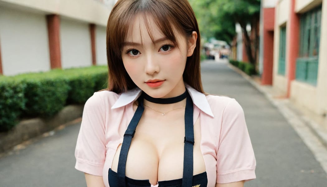 Tags: 21872187, SDXL
{"3": {"inputs": {"seed": 397365807563482, "steps": 64, "cfg": 5.1, "sampler_name": "dpmpp_2m", "scheduler": "karras", "denoise": 1.0, "model": ["27", 0], "positive": ["6", 0], "negative": ["7", 0], "latent_image": ["5", 0]}, "class_type": "KSampler"}, "4": {"inputs": {"ckpt_name": "leosamsHelloworldSDXL_helloworldSDXL32DPO.safetensors"}, "class_type": "CheckpointLoaderSimple"}, "5": {"inputs": {"width": 1344, "height": 768, "batch_size": 1}, "class_type": "EmptyLatentImage"}, "6": {"inputs": {"text": "28 year old girl, (slim:1.08), (seductive facial expression:1.08), (pale skin:0.96), (sexy lips:1.06), (beautiful eyes:0.95), (blush:1.08), (detailed face:1.02), (idol:1.04), (cute:1.00), (double eyelids:1.02), (seductive pose:0.98), (temptress:1.10), (eyelashes:0.96), (in a seductive pose:0.95), (large perky breasts:0.98), (cleavage:0.97), (thigh gap:1.03), (school uniform:1.01), choker, busy street, (film:1.03), (RAW:1.05), (natural looking skin:1.08), (textured skin:1.06), (skin fuzz:1.07), (portra:1.00), (detailed skin:1.02), (candid cinema:1.04), (soft lighting:1.03)", "clip": ["27", 1]}, "class_type": "CLIPTextEncode"}, "7": {"inputs": {"text": "(bad hands:1.09), (worst quality:1.11), (distorted:1.13), (open mouth:1.14), (twisted:1.13), (watermark:1.12), (low resolution:1.07)", "clip": ["27", 1]}, "class_type": "CLIPTextEncode"}, "8": {"inputs": {"samples": ["3", 0], "vae": ["4", 2]}, "class_type": "VAEDecode"}, "25": {"inputs": {"lora_name": "nudify_xl.safetensors", "strength_model": 0.3, "strength_clip": 0.33, "model": ["4", 0], "clip": ["4", 1]}, "class_type": "LoraLoader"}, "26": {"inputs": {"lora_name": "shirtlift_SDXL_v2.safetensors", "strength_model": 0.1, "strength_clip": 0.19, "model": ["25", 0], "clip": ["25", 1]}, "class_type": "LoraLoader"}, "27": {"inputs": {"lora_name": "PerfectEyesXL.safetensors", "strength_model": 0.04, "strength_clip": 0.01, "model": ["26", 0], "clip": ["26", 1]}, "class_type": "LoraLoader"}, "30": {"inputs": {"model_name": "4x_NMKD-Superscale-SP_178000_G.pth"}, "class_type": "UpscaleModelLoader"}, "31": {"inputs": {"upscale_model": ["30", 0], "image": ["8", 0]}, "class_type": "ImageUpscaleWithModel"}, "32": {"inputs": {"upscale_method": "lanczos", "scale_by": 0.5, "image": ["31", 0]}, "class_type": "ImageScaleBy"}, "33": {"inputs": {"pixels": ["32", 0], "vae": ["4", 2]}, "class_type": "VAEEncode"}, "34": {"inputs": {"seed": 397365807563482, "steps": 64, "cfg": 5.1, "sampler_name": "dpmpp_2m", "scheduler": "karras", "denoise": 0.3, "model": ["27", 0], "positive": ["6", 0], "negative": ["7", 0], "latent_image": ["33", 0]}, "class_type": "KSampler"}, "36": {"inputs": {"samples": ["34", 0], "vae": ["4", 2]}, "class_type": "VAEDecode"}, "39": {"inputs": {"filename_prefix": "comfyapi-1707860482753", "images": ["36", 0]}, "class_type": "SaveImage"}}