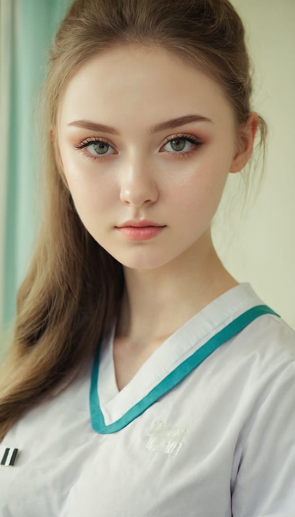 Tags: 21872187, SDXL
{"3": {"inputs": {"seed": 237110348544398, "steps": 32, "cfg": 5.07, "sampler_name": "dpmpp_2m", "scheduler": "karras", "denoise": 1.0, "model": ["27", 0], "positive": ["6", 0], "negative": ["7", 0], "latent_image": ["5", 0]}, "class_type": "KSampler"}, "4": {"inputs": {"ckpt_name": "juggernautxl.safetensors"}, "class_type": "CheckpointLoaderSimple"}, "5": {"inputs": {"width": 768, "height": 1344, "batch_size": 1}, "class_type": "EmptyLatentImage"}, "6": {"inputs": {"text": "18 year old girl, (russian:1.01), (ukrainian:1.01), (eyelashes:1.01), (blush:1.14), (slim:0.98), (idol:1.03), (seductive facial expression:1.13), (cute:0.95), (pale skin:0.97), (beautiful eyes:1.05), (temptress:1.00), (detailed face:1.12), (seductive pose:0.97), (double eyelids:1.13), (in a seductive pose:1.14), (large perky breasts:0.98), (cleavage:1.04), (thigh gap:0.95), (nurse in uniform:1.07) working in a hospital ward, (candid cinema:1.01), (soft lighting:1.04), (detailed skin:1.07), (RAW:1.09), (textured skin:1.02), (film:1.01), (natural looking skin:1.08), (skin fuzz:1.09), (portra:1.03)", "clip": ["27", 1]}, "class_type": "CLIPTextEncode"}, "7": {"inputs": {"text": "(twisted:1.09), (worst quality:1.08), (watermark:1.12), (distorted:1.11), (bad hands:1.12), (low resolution:1.13), (open mouth:1.13)", "clip": ["27", 1]}, "class_type": "CLIPTextEncode"}, "8": {"inputs": {"samples": ["3", 0], "vae": ["4", 2]}, "class_type": "VAEDecode"}, "25": {"inputs": {"lora_name": "nudify_xl.safetensors", "strength_model": 0.38, "strength_clip": 0.29, "model": ["4", 0], "clip": ["4", 1]}, "class_type": "LoraLoader"}, "26": {"inputs": {"lora_name": "shirtlift_SDXL_v2.safetensors", "strength_model": 0.11, "strength_clip": 0.01, "model": ["25", 0], "clip": ["25", 1]}, "class_type": "LoraLoader"}, "27": {"inputs": {"lora_name": "PerfectEyesXL.safetensors", "strength_model": 0.06, "strength_clip": 0.08, "model": ["26", 0], "clip": ["26", 1]}, "class_type": "LoraLoader"}, "30": {"inputs": {"model_name": "4x_NMKD-Superscale-SP_178000_G.pth"}, "class_type": "UpscaleModelLoader"}, "31": {"inputs": {"upscale_model": ["30", 0], "image": ["8", 0]}, "class_type": "ImageUpscaleWithModel"}, "32": {"inputs": {"upscale_method": "lanczos", "scale_by": 0.5, "image": ["31", 0]}, "class_type": "ImageScaleBy"}, "33": {"inputs": {"pixels": ["32", 0], "vae": ["4", 2]}, "class_type": "VAEEncode"}, "34": {"inputs": {"seed": 237110348544398, "steps": 32, "cfg": 5.07, "sampler_name": "dpmpp_2m", "scheduler": "karras", "denoise": 0.3, "model": ["27", 0], "positive": ["6", 0], "negative": ["7", 0], "latent_image": ["33", 0]}, "class_type": "KSampler"}, "36": {"inputs": {"samples": ["34", 0], "vae": ["4", 2]}, "class_type": "VAEDecode"}, "39": {"inputs": {"filename_prefix": "comfyapi-1714559016100", "images": ["36", 0]}, "class_type": "SaveImage"}}