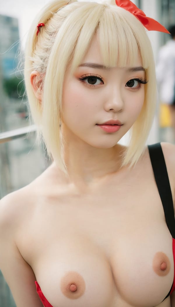 Tags: 21872187, SDXL
{"3": {"inputs": {"seed": 353350577434148, "steps": 64, "cfg": 5.4, "sampler_name": "dpmpp_2m", "scheduler": "karras", "denoise": 1.0, "model": ["27", 0], "positive": ["6", 0], "negative": ["7", 0], "latent_image": ["5", 0]}, "class_type": "KSampler"}, "4": {"inputs": {"ckpt_name": "juggernautxl.safetensors"}, "class_type": "CheckpointLoaderSimple"}, "5": {"inputs": {"width": 768, "height": 1344, "batch_size": 1}, "class_type": "EmptyLatentImage"}, "6": {"inputs": {"text": "28 year old girl, (chinese:0.98), (russian:0.98), (blush:1.03), (double eyelids:1.00), (pale skin:1.09), (seductive pose:1.00), (slim:0.97), (cute:1.09), (beautiful eyes:1.03), (sexy lips:1.02), (seductive facial expression:1.08), (temptress:1.09), (idol:1.06), (eyelashes:1.04), (detailed face:1.02), (perky ass:0.97), (exposed ass:0.95), (looking back:1.10), (sexy ass:1.09), (thigh gap:1.13), (in a cosplay:1.03) at comiket posing for camera, (candid cinema:1.07), (soft lighting:1.06), (detailed skin:1.05), (film:1.07), (textured skin:1.00), (RAW:1.03), (natural looking skin:1.02), (skin fuzz:1.06), (portra:1.06)", "clip": ["27", 1]}, "class_type": "CLIPTextEncode"}, "7": {"inputs": {"text": "(distorted:1.07), (twisted:1.05), (bad hands:1.14), (low resolution:1.07), (open mouth:1.07), (watermark:1.06), (worst quality:1.14)", "clip": ["27", 1]}, "class_type": "CLIPTextEncode"}, "8": {"inputs": {"samples": ["3", 0], "vae": ["4", 2]}, "class_type": "VAEDecode"}, "25": {"inputs": {"lora_name": "nudify_xl.safetensors", "strength_model": 0.26, "strength_clip": 0.11, "model": ["4", 0], "clip": ["4", 1]}, "class_type": "LoraLoader"}, "26": {"inputs": {"lora_name": "shirtlift_SDXL_v2.safetensors", "strength_model": 0.06, "strength_clip": 0.09, "model": ["25", 0], "clip": ["25", 1]}, "class_type": "LoraLoader"}, "27": {"inputs": {"lora_name": "PerfectEyesXL.safetensors", "strength_model": 0.14, "strength_clip": 0.19, "model": ["26", 0], "clip": ["26", 1]}, "class_type": "LoraLoader"}, "30": {"inputs": {"model_name": "4x_NMKD-Superscale-SP_178000_G.pth"}, "class_type": "UpscaleModelLoader"}, "31": {"inputs": {"upscale_model": ["30", 0], "image": ["8", 0]}, "class_type": "ImageUpscaleWithModel"}, "32": {"inputs": {"upscale_method": "lanczos", "scale_by": 0.5, "image": ["31", 0]}, "class_type": "ImageScaleBy"}, "33": {"inputs": {"pixels": ["32", 0], "vae": ["4", 2]}, "class_type": "VAEEncode"}, "34": {"inputs": {"seed": 353350577434148, "steps": 64, "cfg": 5.4, "sampler_name": "dpmpp_2m", "scheduler": "karras", "denoise": 0.3, "model": ["27", 0], "positive": ["6", 0], "negative": ["7", 0], "latent_image": ["33", 0]}, "class_type": "KSampler"}, "36": {"inputs": {"samples": ["34", 0], "vae": ["4", 2]}, "class_type": "VAEDecode"}, "39": {"inputs": {"filename_prefix": "comfyapi-1718902945297", "images": ["36", 0]}, "class_type": "SaveImage"}}