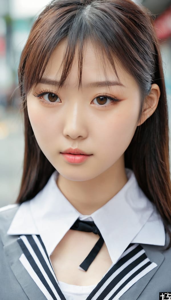 Tags: 21872187, SDXL
{"3": {"inputs": {"seed": 819039483845611, "steps": 64, "cfg": 5.31, "sampler_name": "dpmpp_2m", "scheduler": "karras", "denoise": 1.0, "model": ["27", 0], "positive": ["6", 0], "negative": ["7", 0], "latent_image": ["5", 0]}, "class_type": "KSampler"}, "4": {"inputs": {"ckpt_name": "juggernautxl.safetensors"}, "class_type": "CheckpointLoaderSimple"}, "5": {"inputs": {"width": 768, "height": 1344, "batch_size": 1}, "class_type": "EmptyLatentImage"}, "6": {"inputs": {"text": "20 year old girl, (japanese:0.95), (taiwanese:1.05), (korean:1.13), (seductive facial expression:1.00), (seductive pose:0.99), (blush:0.98), (eyelashes:1.03), (detailed face:1.04), (double eyelids:1.14), (slim:1.07), (pale skin:1.11), (cute:1.11), (beautiful eyes:1.13), (temptress:1.01), (idol:1.14), (sexy lips:0.95), (on all fours:1.04), (spreading ass cheeks:0.96), (from behind:1.08), (backboob:0.97), (school uniform:1.14), choker, busy street, (soft lighting:1.05), (natural looking skin:1.04), (film:1.07), (RAW:1.05), (skin fuzz:1.02), (candid cinema:1.03), (textured skin:1.07), (detailed skin:1.00), (portra:1.08)", "clip": ["27", 1]}, "class_type": "CLIPTextEncode"}, "7": {"inputs": {"text": "(worst quality:1.07), (low resolution:1.07), (distorted:1.10), (bad hands:1.12), (watermark:1.14), (open mouth:1.05)", "clip": ["27", 1]}, "class_type": "CLIPTextEncode"}, "8": {"inputs": {"samples": ["3", 0], "vae": ["4", 2]}, "class_type": "VAEDecode"}, "25": {"inputs": {"lora_name": "nudify_xl.safetensors", "strength_model": 0.27, "strength_clip": 0.0, "model": ["4", 0], "clip": ["4", 1]}, "class_type": "LoraLoader"}, "26": {"inputs": {"lora_name": "shirtlift_SDXL_v2.safetensors", "strength_model": 0.14, "strength_clip": 0.09, "model": ["25", 0], "clip": ["25", 1]}, "class_type": "LoraLoader"}, "27": {"inputs": {"lora_name": "PerfectEyesXL.safetensors", "strength_model": 0.15, "strength_clip": 0.14, "model": ["26", 0], "clip": ["26", 1]}, "class_type": "LoraLoader"}, "30": {"inputs": {"model_name": "4x_NMKD-Superscale-SP_178000_G.pth"}, "class_type": "UpscaleModelLoader"}, "31": {"inputs": {"upscale_model": ["30", 0], "image": ["8", 0]}, "class_type": "ImageUpscaleWithModel"}, "32": {"inputs": {"upscale_method": "lanczos", "scale_by": 0.5, "image": ["31", 0]}, "class_type": "ImageScaleBy"}, "33": {"inputs": {"pixels": ["32", 0], "vae": ["4", 2]}, "class_type": "VAEEncode"}, "34": {"inputs": {"seed": 819039483845611, "steps": 64, "cfg": 5.31, "sampler_name": "dpmpp_2m", "scheduler": "karras", "denoise": 0.3, "model": ["27", 0], "positive": ["6", 0], "negative": ["7", 0], "latent_image": ["33", 0]}, "class_type": "KSampler"}, "36": {"inputs": {"samples": ["34", 0], "vae": ["4", 2]}, "class_type": "VAEDecode"}, "39": {"inputs": {"filename_prefix": "comfyapi-1723771585889", "images": ["36", 0]}, "class_type": "SaveImage"}}