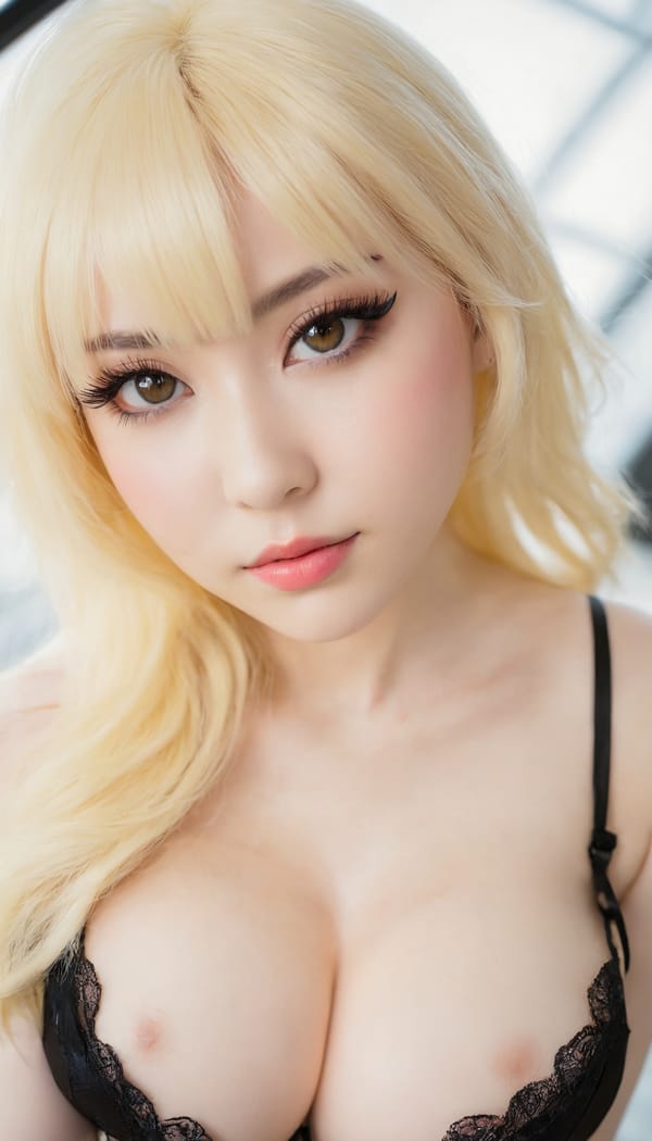 Tags: 21872187, SDXL
{"3": {"inputs": {"seed": 728461005248549, "steps": 32, "cfg": 5.06, "sampler_name": "dpmpp_2m", "scheduler": "karras", "denoise": 1.0, "model": ["27", 0], "positive": ["6", 0], "negative": ["7", 0], "latent_image": ["5", 0]}, "class_type": "KSampler"}, "4": {"inputs": {"ckpt_name": "juggernautxl.safetensors"}, "class_type": "CheckpointLoaderSimple"}, "5": {"inputs": {"width": 768, "height": 1344, "batch_size": 1}, "class_type": "EmptyLatentImage"}, "6": {"inputs": {"text": "27 year old girl, (seductive pose:1.03), (cute:1.11), (temptress:1.14), (slim:0.97), (detailed face:0.98), (eyelashes:1.07), (beautiful eyes:1.05), (sexy lips:1.04), (pale skin:1.10), (seductive facial expression:1.14), (double eyelids:1.03), (idol:1.14), (blush:0.97), (in a seductive pose:1.07), (large perky breasts:1.11), (cleavage:1.07), (thigh gap:0.98), (in a cosplay:0.96) at comiket posing for camera, (film:1.02), (candid cinema:1.04), (detailed skin:1.04), (RAW:1.03), (portra:1.01), (skin fuzz:1.04), (soft lighting:1.02), (natural looking skin:1.04), (textured skin:1.00)", "clip": ["27", 1]}, "class_type": "CLIPTextEncode"}, "7": {"inputs": {"text": "(open mouth:1.08), (low resolution:1.08), (bad hands:1.09), (distorted:1.08), (worst quality:1.09), (twisted:1.14), (watermark:1.14)", "clip": ["27", 1]}, "class_type": "CLIPTextEncode"}, "8": {"inputs": {"samples": ["3", 0], "vae": ["4", 2]}, "class_type": "VAEDecode"}, "25": {"inputs": {"lora_name": "nudify_xl.safetensors", "strength_model": 0.28, "strength_clip": 0.04, "model": ["4", 0], "clip": ["4", 1]}, "class_type": "LoraLoader"}, "26": {"inputs": {"lora_name": "shirtlift_SDXL_v2.safetensors", "strength_model": 0.01, "strength_clip": 0.02, "model": ["25", 0], "clip": ["25", 1]}, "class_type": "LoraLoader"}, "27": {"inputs": {"lora_name": "PerfectEyesXL.safetensors", "strength_model": 0.09, "strength_clip": 0.16, "model": ["26", 0], "clip": ["26", 1]}, "class_type": "LoraLoader"}, "30": {"inputs": {"model_name": "4x_NMKD-Superscale-SP_178000_G.pth"}, "class_type": "UpscaleModelLoader"}, "31": {"inputs": {"upscale_model": ["30", 0], "image": ["8", 0]}, "class_type": "ImageUpscaleWithModel"}, "32": {"inputs": {"upscale_method": "lanczos", "scale_by": 0.5, "image": ["31", 0]}, "class_type": "ImageScaleBy"}, "33": {"inputs": {"pixels": ["32", 0], "vae": ["4", 2]}, "class_type": "VAEEncode"}, "34": {"inputs": {"seed": 728461005248549, "steps": 32, "cfg": 5.06, "sampler_name": "dpmpp_2m", "scheduler": "karras", "denoise": 0.3, "model": ["27", 0], "positive": ["6", 0], "negative": ["7", 0], "latent_image": ["33", 0]}, "class_type": "KSampler"}, "36": {"inputs": {"samples": ["34", 0], "vae": ["4", 2]}, "class_type": "VAEDecode"}, "39": {"inputs": {"filename_prefix": "comfyapi-1714666995381", "images": ["36", 0]}, "class_type": "SaveImage"}}