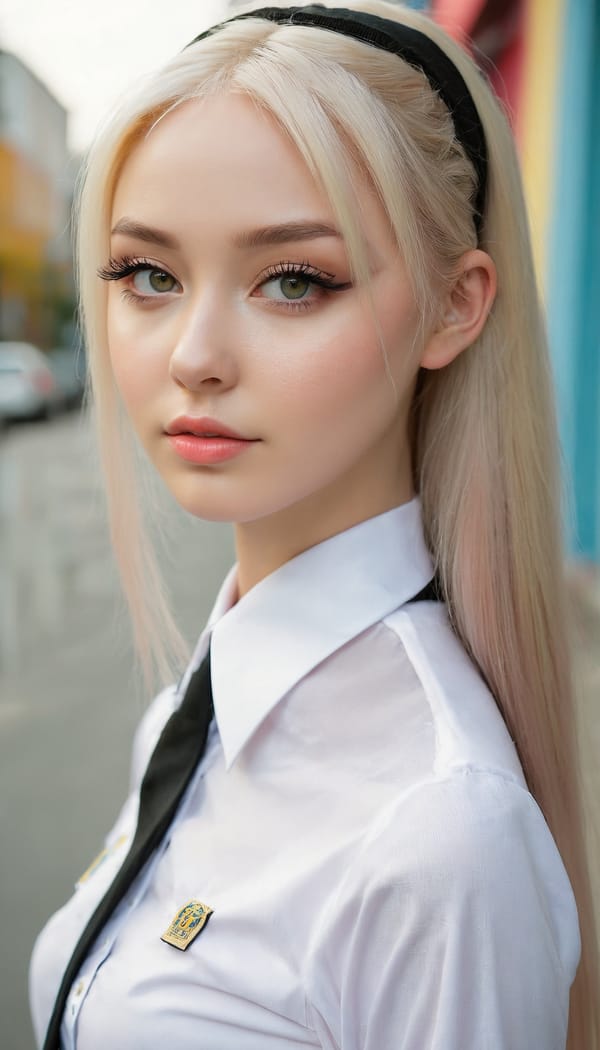 Tags: 21872187, SDXL
{"3": {"inputs": {"seed": 598165340882508, "steps": 32, "cfg": 7.0, "sampler_name": "dpmpp_2m", "scheduler": "karras", "denoise": 1.0, "model": ["27", 0], "positive": ["6", 0], "negative": ["7", 0], "latent_image": ["5", 0]}, "class_type": "KSampler"}, "4": {"inputs": {"ckpt_name": "juggernautxl.safetensors"}, "class_type": "CheckpointLoaderSimple"}, "5": {"inputs": {"width": 768, "height": 1344, "batch_size": 1}, "class_type": "EmptyLatentImage"}, "6": {"inputs": {"text": "24 year old girl, (ukrainian:1.01), (cute:1.14), (blush:1.01), (seductive pose:1.11), (sexy lips:1.00), (idol:1.01), (pale skin:0.97), (slim:1.07), (double eyelids:1.09), (beautiful eyes:1.05), (seductive facial expression:0.99), (detailed face:0.95), (temptress:1.09), (eyelashes:1.11), (perky ass:1.14), (exposed ass:1.02), (looking back:1.13), (sexy ass:1.13), (thigh gap:0.96), (school uniform:1.12), choker, busy street, (RAW:1.07), (detailed skin:1.08), (portra:1.08), (textured skin:1.04), (natural looking skin:1.04), (film:1.04), (soft lighting:1.00), (candid cinema:1.02), (skin fuzz:1.03)", "clip": ["27", 1]}, "class_type": "CLIPTextEncode"}, "7": {"inputs": {"text": "(open mouth:1.06), (bad hands:1.12), (low resolution:1.13), (watermark:1.13), (worst quality:1.11), (distorted:1.12), (twisted:1.11)", "clip": ["27", 1]}, "class_type": "CLIPTextEncode"}, "8": {"inputs": {"samples": ["3", 0], "vae": ["4", 2]}, "class_type": "VAEDecode"}, "25": {"inputs": {"lora_name": "nudify_xl.safetensors", "strength_model": 0.21, "strength_clip": 0.33, "model": ["4", 0], "clip": ["4", 1]}, "class_type": "LoraLoader"}, "26": {"inputs": {"lora_name": "shirtlift_SDXL_v2.safetensors", "strength_model": 0.09, "strength_clip": 0.07, "model": ["25", 0], "clip": ["25", 1]}, "class_type": "LoraLoader"}, "27": {"inputs": {"lora_name": "PerfectEyesXL.safetensors", "strength_model": 0.15, "strength_clip": 0.04, "model": ["26", 0], "clip": ["26", 1]}, "class_type": "LoraLoader"}, "30": {"inputs": {"model_name": "4x_NMKD-Superscale-SP_178000_G.pth"}, "class_type": "UpscaleModelLoader"}, "31": {"inputs": {"upscale_model": ["30", 0], "image": ["8", 0]}, "class_type": "ImageUpscaleWithModel"}, "32": {"inputs": {"upscale_method": "lanczos", "scale_by": 0.5, "image": ["31", 0]}, "class_type": "ImageScaleBy"}, "33": {"inputs": {"pixels": ["32", 0], "vae": ["4", 2]}, "class_type": "VAEEncode"}, "34": {"inputs": {"seed": 598165340882508, "steps": 32, "cfg": 7.0, "sampler_name": "dpmpp_2m", "scheduler": "karras", "denoise": 0.3, "model": ["27", 0], "positive": ["6", 0], "negative": ["7", 0], "latent_image": ["33", 0]}, "class_type": "KSampler"}, "36": {"inputs": {"samples": ["34", 0], "vae": ["4", 2]}, "class_type": "VAEDecode"}, "39": {"inputs": {"filename_prefix": "comfyapi-1716215021965", "images": ["36", 0]}, "class_type": "SaveImage"}}