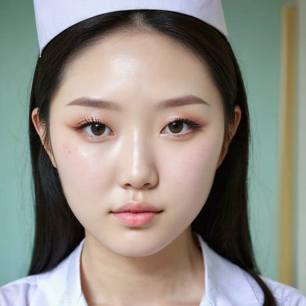 Tags: 21872187, SDXL
{"3": {"inputs": {"seed": 404703119029980, "steps": 64, "cfg": 7.74, "sampler_name": "dpmpp_2m", "scheduler": "karras", "denoise": 1.0, "model": ["27", 0], "positive": ["6", 0], "negative": ["7", 0], "latent_image": ["5", 0]}, "class_type": "KSampler"}, "4": {"inputs": {"ckpt_name": "juggernautxl.safetensors"}, "class_type": "CheckpointLoaderSimple"}, "5": {"inputs": {"width": 1024, "height": 1024, "batch_size": 1}, "class_type": "EmptyLatentImage"}, "6": {"inputs": {"text": "26 year old girl, (korean:1.08), (ukrainian:1.00), (seductive facial expression:1.02), (idol:1.14), (double eyelids:1.09), (sexy lips:1.02), (blush:1.00), (cute:1.05), (temptress:1.09), (seductive pose:0.99), (beautiful eyes:0.95), (pale skin:1.02), (slim:0.95), (eyelashes:1.00), (on all fours:0.95), (spreading ass cheeks:0.97), (from behind:1.02), (backboob:1.12), (nurse in uniform:1.12) working in a hospital ward, (portra:1.07), (textured skin:1.08), (skin fuzz:1.01), (soft lighting:1.08), (film:1.07), (candid cinema:1.01), (RAW:1.08), (detailed skin:1.08), (natural looking skin:1.05)", "clip": ["27", 1]}, "class_type": "CLIPTextEncode"}, "7": {"inputs": {"text": "(open mouth:1.07), (watermark:1.12), (twisted:1.06), (bad hands:1.06), (distorted:1.10), (worst quality:1.05), (low resolution:1.12)", "clip": ["27", 1]}, "class_type": "CLIPTextEncode"}, "8": {"inputs": {"samples": ["3", 0], "vae": ["4", 2]}, "class_type": "VAEDecode"}, "25": {"inputs": {"lora_name": "nudify_xl.safetensors", "strength_model": 0.25, "strength_clip": 0.34, "model": ["4", 0], "clip": ["4", 1]}, "class_type": "LoraLoader"}, "26": {"inputs": {"lora_name": "shirtlift_SDXL_v2.safetensors", "strength_model": 0.17, "strength_clip": 0.09, "model": ["25", 0], "clip": ["25", 1]}, "class_type": "LoraLoader"}, "27": {"inputs": {"lora_name": "PerfectEyesXL.safetensors", "strength_model": 0.11, "strength_clip": 0.03, "model": ["26", 0], "clip": ["26", 1]}, "class_type": "LoraLoader"}, "30": {"inputs": {"model_name": "4x_NMKD-Superscale-SP_178000_G.pth"}, "class_type": "UpscaleModelLoader"}, "31": {"inputs": {"upscale_model": ["30", 0], "image": ["8", 0]}, "class_type": "ImageUpscaleWithModel"}, "32": {"inputs": {"upscale_method": "lanczos", "scale_by": 0.5, "image": ["31", 0]}, "class_type": "ImageScaleBy"}, "33": {"inputs": {"pixels": ["32", 0], "vae": ["4", 2]}, "class_type": "VAEEncode"}, "34": {"inputs": {"seed": 404703119029980, "steps": 64, "cfg": 7.74, "sampler_name": "dpmpp_2m", "scheduler": "karras", "denoise": 0.3, "model": ["27", 0], "positive": ["6", 0], "negative": ["7", 0], "latent_image": ["33", 0]}, "class_type": "KSampler"}, "36": {"inputs": {"samples": ["34", 0], "vae": ["4", 2]}, "class_type": "VAEDecode"}, "39": {"inputs": {"filename_prefix": "comfyapi-1716355776912", "images": ["36", 0]}, "class_type": "SaveImage"}}