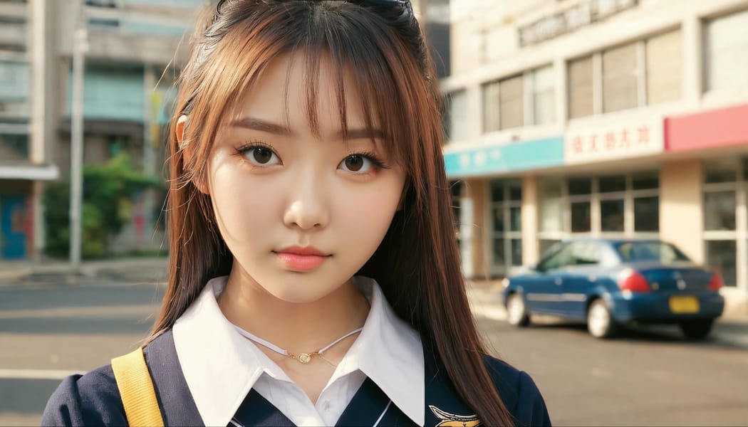 Tags: 21872187, SDXL
{"3": {"inputs": {"seed": 858290121882500, "steps": 32, "cfg": 6.92, "sampler_name": "dpmpp_2m", "scheduler": "karras", "denoise": 1.0, "model": ["27", 0], "positive": ["6", 0], "negative": ["7", 0], "latent_image": ["5", 0]}, "class_type": "KSampler"}, "4": {"inputs": {"ckpt_name": "juggernautxl.safetensors"}, "class_type": "CheckpointLoaderSimple"}, "5": {"inputs": {"width": 1344, "height": 768, "batch_size": 1}, "class_type": "EmptyLatentImage"}, "6": {"inputs": {"text": "22 year old girl, (seductive facial expression:0.96), (double eyelids:1.11), (idol:1.06), (detailed face:1.05), (temptress:0.97), (blush:1.05), (slim:1.11), (eyelashes:1.04), (cute:1.13), (sexy lips:1.13), (in a seductive pose:0.99), (large perky breasts:1.10), (cleavage:1.13), (thigh gap:1.01), (school uniform:1.13), choker, busy street, (textured skin:1.04), (natural looking skin:1.01), (detailed skin:1.05), (portra:1.02), (candid cinema:1.05), (skin fuzz:1.01), (film:1.07), (RAW:1.06), (soft lighting:1.04)", "clip": ["27", 1]}, "class_type": "CLIPTextEncode"}, "7": {"inputs": {"text": "(worst quality:1.13), (low resolution:1.09), (distorted:1.11), (watermark:1.10), (open mouth:1.10), (twisted:1.12), (bad hands:1.10)", "clip": ["27", 1]}, "class_type": "CLIPTextEncode"}, "8": {"inputs": {"samples": ["3", 0], "vae": ["4", 2]}, "class_type": "VAEDecode"}, "25": {"inputs": {"lora_name": "nudify_xl.safetensors", "strength_model": 0.14, "strength_clip": 0.37, "model": ["4", 0], "clip": ["4", 1]}, "class_type": "LoraLoader"}, "26": {"inputs": {"lora_name": "shirtlift_SDXL_v2.safetensors", "strength_model": 0.17, "strength_clip": 0.09, "model": ["25", 0], "clip": ["25", 1]}, "class_type": "LoraLoader"}, "27": {"inputs": {"lora_name": "PerfectEyesXL.safetensors", "strength_model": 0.13, "strength_clip": 0.02, "model": ["26", 0], "clip": ["26", 1]}, "class_type": "LoraLoader"}, "30": {"inputs": {"model_name": "4x_NMKD-Superscale-SP_178000_G.pth"}, "class_type": "UpscaleModelLoader"}, "31": {"inputs": {"upscale_model": ["30", 0], "image": ["8", 0]}, "class_type": "ImageUpscaleWithModel"}, "32": {"inputs": {"upscale_method": "lanczos", "scale_by": 0.5, "image": ["31", 0]}, "class_type": "ImageScaleBy"}, "33": {"inputs": {"pixels": ["32", 0], "vae": ["4", 2]}, "class_type": "VAEEncode"}, "34": {"inputs": {"seed": 858290121882500, "steps": 32, "cfg": 6.92, "sampler_name": "dpmpp_2m", "scheduler": "karras", "denoise": 0.3, "model": ["27", 0], "positive": ["6", 0], "negative": ["7", 0], "latent_image": ["33", 0]}, "class_type": "KSampler"}, "36": {"inputs": {"samples": ["34", 0], "vae": ["4", 2]}, "class_type": "VAEDecode"}, "39": {"inputs": {"filename_prefix": "comfyapi-1723757129122", "images": ["36", 0]}, "class_type": "SaveImage"}}