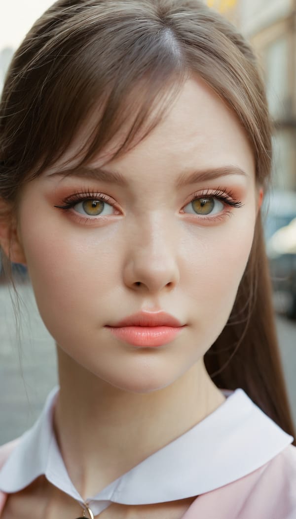 Tags: 21872187, SDXL
{"3": {"inputs": {"seed": 552806897055062, "steps": 32, "cfg": 6.42, "sampler_name": "dpmpp_2m", "scheduler": "karras", "denoise": 1.0, "model": ["27", 0], "positive": ["6", 0], "negative": ["7", 0], "latent_image": ["5", 0]}, "class_type": "KSampler"}, "4": {"inputs": {"ckpt_name": "juggernautxl.safetensors"}, "class_type": "CheckpointLoaderSimple"}, "5": {"inputs": {"width": 768, "height": 1344, "batch_size": 1}, "class_type": "EmptyLatentImage"}, "6": {"inputs": {"text": "24 year old girl, (ukrainian:1.14), (sexy lips:1.02), (cute:1.07), (beautiful eyes:1.06), (pale skin:1.10), (blush:1.08), (detailed face:0.95), (idol:1.11), (seductive facial expression:1.05), (seductive pose:1.10), (double eyelids:1.06), (temptress:1.08), (eyelashes:0.95), (slim:1.05), (in a seductive pose:1.12), (large perky breasts:0.95), (cleavage:1.01), (thigh gap:1.09), (school uniform:1.00), choker, busy street, (natural looking skin:1.06), (candid cinema:1.00), (detailed skin:1.04), (skin fuzz:1.06), (film:1.02), (portra:1.06), (RAW:1.05), (textured skin:1.07), (soft lighting:1.09)", "clip": ["27", 1]}, "class_type": "CLIPTextEncode"}, "7": {"inputs": {"text": "(open mouth:1.13), (twisted:1.11), (watermark:1.09), (distorted:1.06), (worst quality:1.10), (low resolution:1.10), (bad hands:1.06)", "clip": ["27", 1]}, "class_type": "CLIPTextEncode"}, "8": {"inputs": {"samples": ["3", 0], "vae": ["4", 2]}, "class_type": "VAEDecode"}, "25": {"inputs": {"lora_name": "nudify_xl.safetensors", "strength_model": 0.05, "strength_clip": 0.04, "model": ["4", 0], "clip": ["4", 1]}, "class_type": "LoraLoader"}, "26": {"inputs": {"lora_name": "shirtlift_SDXL_v2.safetensors", "strength_model": 0.16, "strength_clip": 0.19, "model": ["25", 0], "clip": ["25", 1]}, "class_type": "LoraLoader"}, "27": {"inputs": {"lora_name": "PerfectEyesXL.safetensors", "strength_model": 0.18, "strength_clip": 0.17, "model": ["26", 0], "clip": ["26", 1]}, "class_type": "LoraLoader"}, "30": {"inputs": {"model_name": "4x_NMKD-Superscale-SP_178000_G.pth"}, "class_type": "UpscaleModelLoader"}, "31": {"inputs": {"upscale_model": ["30", 0], "image": ["8", 0]}, "class_type": "ImageUpscaleWithModel"}, "32": {"inputs": {"upscale_method": "lanczos", "scale_by": 0.5, "image": ["31", 0]}, "class_type": "ImageScaleBy"}, "33": {"inputs": {"pixels": ["32", 0], "vae": ["4", 2]}, "class_type": "VAEEncode"}, "34": {"inputs": {"seed": 552806897055062, "steps": 32, "cfg": 6.42, "sampler_name": "dpmpp_2m", "scheduler": "karras", "denoise": 0.3, "model": ["27", 0], "positive": ["6", 0], "negative": ["7", 0], "latent_image": ["33", 0]}, "class_type": "KSampler"}, "36": {"inputs": {"samples": ["34", 0], "vae": ["4", 2]}, "class_type": "VAEDecode"}, "39": {"inputs": {"filename_prefix": "comfyapi-1731600965984", "images": ["36", 0]}, "class_type": "SaveImage"}}