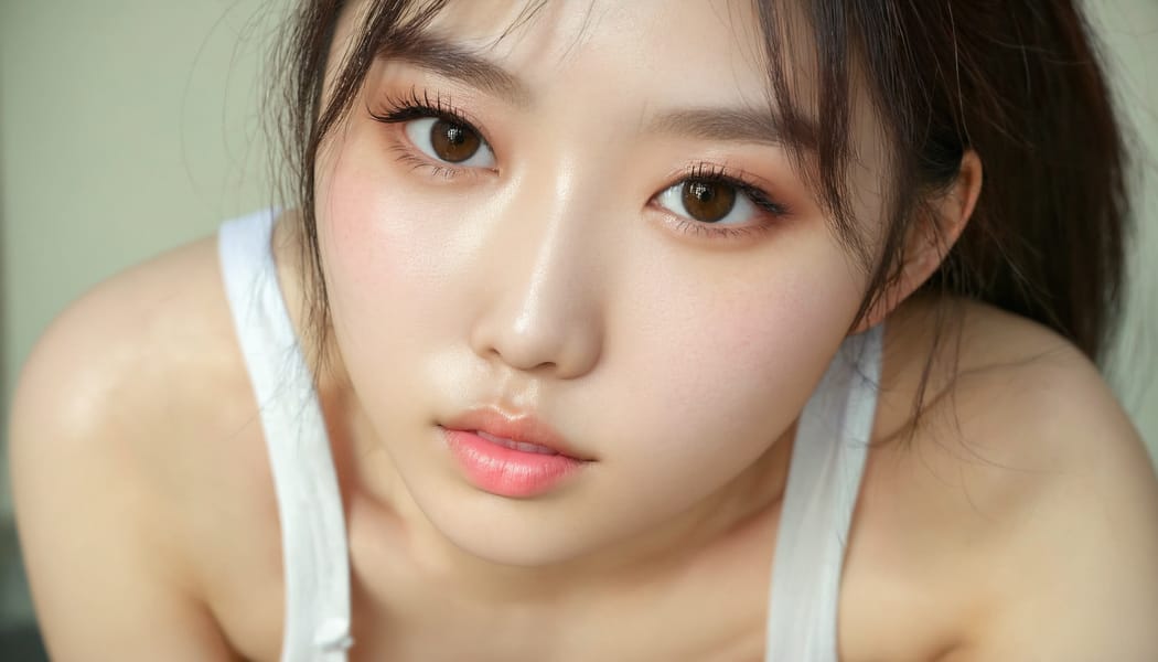 Tags: 21872187, SDXL
{"3": {"inputs": {"seed": 114044645568473, "steps": 64, "cfg": 5.77, "sampler_name": "dpmpp_2m", "scheduler": "karras", "denoise": 1.0, "model": ["27", 0], "positive": ["6", 0], "negative": ["7", 0], "latent_image": ["5", 0]}, "class_type": "KSampler"}, "4": {"inputs": {"ckpt_name": "juggernautxl.safetensors"}, "class_type": "CheckpointLoaderSimple"}, "5": {"inputs": {"width": 1344, "height": 768, "batch_size": 1}, "class_type": "EmptyLatentImage"}, "6": {"inputs": {"text": "24 year old girl, (korean:1.08), (blush:1.10), (detailed face:0.98), (idol:1.00), (beautiful eyes:0.98), (eyelashes:1.06), (cute:1.13), (slim:0.95), (seductive facial expression:0.99), (sexy lips:0.95), (pale skin:0.98), (temptress:0.95), (seductive pose:1.00), (double eyelids:1.13), (in a seductive pose:0.98), (large perky breasts:1.02), (cleavage:1.00), (thigh gap:0.95), (white tanktop:0.95), busy street, (candid cinema:1.09), (portra:1.07), (film:1.00), (skin fuzz:1.06), (detailed skin:1.07), (natural looking skin:1.02), (RAW:1.03), (textured skin:1.06), (soft lighting:1.00)", "clip": ["27", 1]}, "class_type": "CLIPTextEncode"}, "7": {"inputs": {"text": "(twisted:1.14), (distorted:1.08), (bad hands:1.06), (watermark:1.06), (open mouth:1.14), (worst quality:1.13), (low resolution:1.13)", "clip": ["27", 1]}, "class_type": "CLIPTextEncode"}, "8": {"inputs": {"samples": ["3", 0], "vae": ["4", 2]}, "class_type": "VAEDecode"}, "25": {"inputs": {"lora_name": "nudify_xl.safetensors", "strength_model": 0.3, "strength_clip": 0.38, "model": ["4", 0], "clip": ["4", 1]}, "class_type": "LoraLoader"}, "26": {"inputs": {"lora_name": "shirtlift_SDXL_v2.safetensors", "strength_model": 0.18, "strength_clip": 0.14, "model": ["25", 0], "clip": ["25", 1]}, "class_type": "LoraLoader"}, "27": {"inputs": {"lora_name": "PerfectEyesXL.safetensors", "strength_model": 0.19, "strength_clip": 0.05, "model": ["26", 0], "clip": ["26", 1]}, "class_type": "LoraLoader"}, "30": {"inputs": {"model_name": "4x_NMKD-Superscale-SP_178000_G.pth"}, "class_type": "UpscaleModelLoader"}, "31": {"inputs": {"upscale_model": ["30", 0], "image": ["8", 0]}, "class_type": "ImageUpscaleWithModel"}, "32": {"inputs": {"upscale_method": "lanczos", "scale_by": 0.5, "image": ["31", 0]}, "class_type": "ImageScaleBy"}, "33": {"inputs": {"pixels": ["32", 0], "vae": ["4", 2]}, "class_type": "VAEEncode"}, "34": {"inputs": {"seed": 114044645568473, "steps": 64, "cfg": 5.77, "sampler_name": "dpmpp_2m", "scheduler": "karras", "denoise": 0.3, "model": ["27", 0], "positive": ["6", 0], "negative": ["7", 0], "latent_image": ["33", 0]}, "class_type": "KSampler"}, "36": {"inputs": {"samples": ["34", 0], "vae": ["4", 2]}, "class_type": "VAEDecode"}, "39": {"inputs": {"filename_prefix": "comfyapi-1713658062690", "images": ["36", 0]}, "class_type": "SaveImage"}}