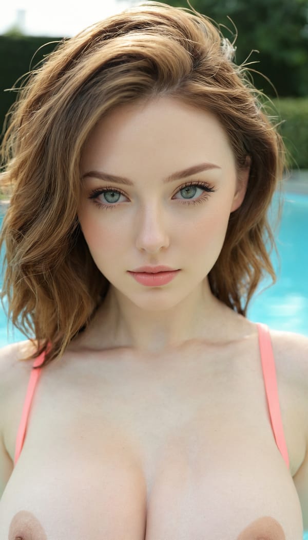 Tags: 21872187, SDXL
{"3": {"inputs": {"seed": 663907250649895, "steps": 64, "cfg": 6.02, "sampler_name": "dpmpp_2m", "scheduler": "karras", "denoise": 1.0, "model": ["27", 0], "positive": ["6", 0], "negative": ["7", 0], "latent_image": ["5", 0]}, "class_type": "KSampler"}, "4": {"inputs": {"ckpt_name": "juggernautxl.safetensors"}, "class_type": "CheckpointLoaderSimple"}, "5": {"inputs": {"width": 768, "height": 1344, "batch_size": 1}, "class_type": "EmptyLatentImage"}, "6": {"inputs": {"text": "28 year old girl, (irish:1.06), (sexy lips:1.12), (temptress:1.06), (idol:1.08), (seductive facial expression:1.14), (cute:1.13), (slim:0.96), (beautiful eyes:1.11), (blush:1.02), (seductive pose:1.09), (double eyelids:1.03), (pale skin:1.02), (detailed face:1.05), (in a seductive pose:1.14), (large perky breasts:1.10), (cleavage:0.97), (thigh gap:0.99), (in a swimsuit:0.97) at a pool, (candid cinema:1.04), (skin fuzz:1.05), (textured skin:1.09), (portra:1.08), (RAW:1.00), (detailed skin:1.08), (natural looking skin:1.09), (soft lighting:1.06)", "clip": ["27", 1]}, "class_type": "CLIPTextEncode"}, "7": {"inputs": {"text": "(watermark:1.12), (distorted:1.09), (open mouth:1.12), (twisted:1.13), (worst quality:1.09), (bad hands:1.13), (low resolution:1.09)", "clip": ["27", 1]}, "class_type": "CLIPTextEncode"}, "8": {"inputs": {"samples": ["3", 0], "vae": ["4", 2]}, "class_type": "VAEDecode"}, "25": {"inputs": {"lora_name": "nudify_xl.safetensors", "strength_model": 0.37, "strength_clip": 0.21, "model": ["4", 0], "clip": ["4", 1]}, "class_type": "LoraLoader"}, "26": {"inputs": {"lora_name": "shirtlift_SDXL_v2.safetensors", "strength_model": 0.1, "strength_clip": 0.12, "model": ["25", 0], "clip": ["25", 1]}, "class_type": "LoraLoader"}, "27": {"inputs": {"lora_name": "PerfectEyesXL.safetensors", "strength_model": 0.05, "strength_clip": 0.03, "model": ["26", 0], "clip": ["26", 1]}, "class_type": "LoraLoader"}, "30": {"inputs": {"model_name": "4x_NMKD-Superscale-SP_178000_G.pth"}, "class_type": "UpscaleModelLoader"}, "31": {"inputs": {"upscale_model": ["30", 0], "image": ["8", 0]}, "class_type": "ImageUpscaleWithModel"}, "32": {"inputs": {"upscale_method": "lanczos", "scale_by": 0.5, "image": ["31", 0]}, "class_type": "ImageScaleBy"}, "33": {"inputs": {"pixels": ["32", 0], "vae": ["4", 2]}, "class_type": "VAEEncode"}, "34": {"inputs": {"seed": 663907250649895, "steps": 64, "cfg": 6.02, "sampler_name": "dpmpp_2m", "scheduler": "karras", "denoise": 0.3, "model": ["27", 0], "positive": ["6", 0], "negative": ["7", 0], "latent_image": ["33", 0]}, "class_type": "KSampler"}, "36": {"inputs": {"samples": ["34", 0], "vae": ["4", 2]}, "class_type": "VAEDecode"}, "39": {"inputs": {"filename_prefix": "comfyapi-1735344277737", "images": ["36", 0]}, "class_type": "SaveImage"}}