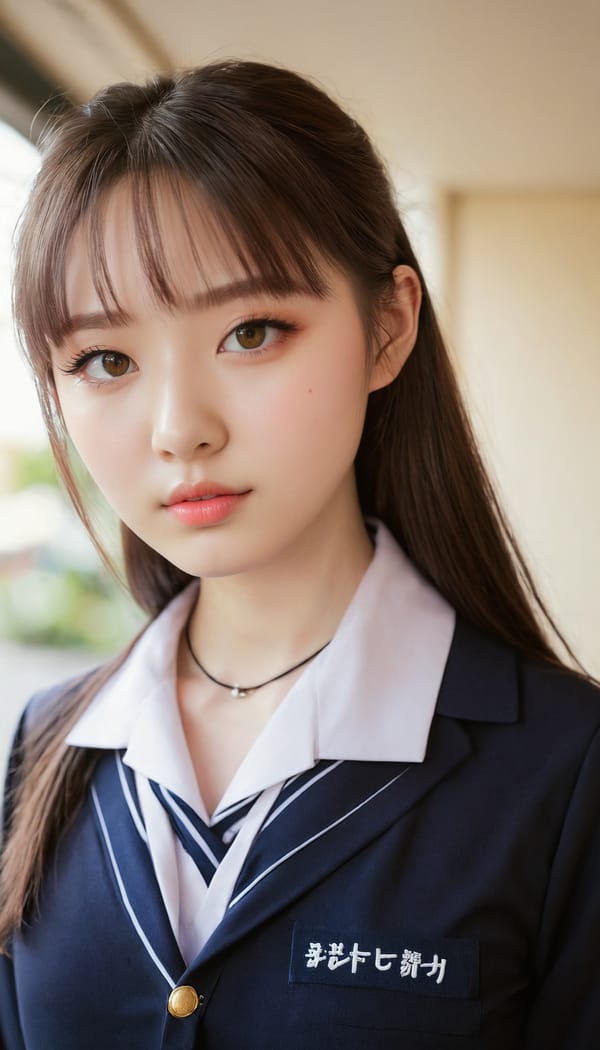 Tags: 21872187, SDXL
{"3": {"inputs": {"seed": 397572680182692, "steps": 64, "cfg": 6.66, "sampler_name": "dpmpp_2m", "scheduler": "karras", "denoise": 1.0, "model": ["27", 0], "positive": ["6", 0], "negative": ["7", 0], "latent_image": ["5", 0]}, "class_type": "KSampler"}, "4": {"inputs": {"ckpt_name": "juggernautxl.safetensors"}, "class_type": "CheckpointLoaderSimple"}, "5": {"inputs": {"width": 768, "height": 1344, "batch_size": 1}, "class_type": "EmptyLatentImage"}, "6": {"inputs": {"text": "18 year old girl, (beautiful eyes:0.96), (eyelashes:1.03), (double eyelids:1.14), (temptress:1.14), (blush:1.11), (idol:0.95), (sexy lips:1.04), (detailed face:1.14), (cute:1.11), (slim:0.95), (seductive facial expression:1.05), (seductive pose:1.00), (pale skin:1.11), (in a seductive pose:1.07), (large perky breasts:1.10), (cleavage:1.14), (thigh gap:1.13), (school uniform:1.11), choker, busy street, (portra:1.03), (natural looking skin:1.08), (film:1.09), (textured skin:1.01), (detailed skin:1.01), (skin fuzz:1.01), (candid cinema:1.08), (soft lighting:1.09), (RAW:1.02)", "clip": ["27", 1]}, "class_type": "CLIPTextEncode"}, "7": {"inputs": {"text": "(watermark:1.09), (open mouth:1.13), (low resolution:1.09), (twisted:1.09), (bad hands:1.12), (worst quality:1.09), (distorted:1.12)", "clip": ["27", 1]}, "class_type": "CLIPTextEncode"}, "8": {"inputs": {"samples": ["3", 0], "vae": ["4", 2]}, "class_type": "VAEDecode"}, "25": {"inputs": {"lora_name": "nudify_xl.safetensors", "strength_model": 0.06, "strength_clip": 0.26, "model": ["4", 0], "clip": ["4", 1]}, "class_type": "LoraLoader"}, "26": {"inputs": {"lora_name": "shirtlift_SDXL_v2.safetensors", "strength_model": 0.03, "strength_clip": 0.13, "model": ["25", 0], "clip": ["25", 1]}, "class_type": "LoraLoader"}, "27": {"inputs": {"lora_name": "PerfectEyesXL.safetensors", "strength_model": 0.12, "strength_clip": 0.17, "model": ["26", 0], "clip": ["26", 1]}, "class_type": "LoraLoader"}, "30": {"inputs": {"model_name": "4x_NMKD-Superscale-SP_178000_G.pth"}, "class_type": "UpscaleModelLoader"}, "31": {"inputs": {"upscale_model": ["30", 0], "image": ["8", 0]}, "class_type": "ImageUpscaleWithModel"}, "32": {"inputs": {"upscale_method": "lanczos", "scale_by": 0.5, "image": ["31", 0]}, "class_type": "ImageScaleBy"}, "33": {"inputs": {"pixels": ["32", 0], "vae": ["4", 2]}, "class_type": "VAEEncode"}, "34": {"inputs": {"seed": 397572680182692, "steps": 64, "cfg": 6.66, "sampler_name": "dpmpp_2m", "scheduler": "karras", "denoise": 0.3, "model": ["27", 0], "positive": ["6", 0], "negative": ["7", 0], "latent_image": ["33", 0]}, "class_type": "KSampler"}, "36": {"inputs": {"samples": ["34", 0], "vae": ["4", 2]}, "class_type": "VAEDecode"}, "39": {"inputs": {"filename_prefix": "comfyapi-1734992515408", "images": ["36", 0]}, "class_type": "SaveImage"}}