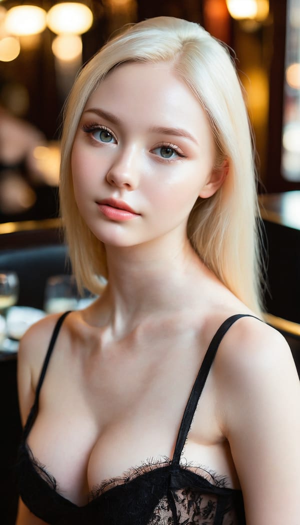 Tags: 21872187, SDXL
{"3": {"inputs": {"seed": 697614052696890, "steps": 64, "cfg": 7.85, "sampler_name": "dpmpp_2m", "scheduler": "karras", "denoise": 1.0, "model": ["27", 0], "positive": ["6", 0], "negative": ["7", 0], "latent_image": ["5", 0]}, "class_type": "KSampler"}, "4": {"inputs": {"ckpt_name": "juggernautxl.safetensors"}, "class_type": "CheckpointLoaderSimple"}, "5": {"inputs": {"width": 768, "height": 1344, "batch_size": 1}, "class_type": "EmptyLatentImage"}, "6": {"inputs": {"text": "22 year old girl, (ukrainian:1.11), (detailed face:1.06), (blush:1.00), (slim:1.00), (temptress:1.06), (idol:0.96), (double eyelids:1.12), (eyelashes:1.14), (sexy lips:1.01), (beautiful eyes:1.12), (seductive facial expression:1.09), (cute:0.96), (pale skin:1.07), (seductive pose:1.06), (on all fours:1.08), (spreading ass cheeks:1.01), (from behind:0.99), (backboob:1.04), (wearing a little black dress:0.99) at a fine dining restaurant, (detailed skin:1.01), (skin fuzz:1.07), (RAW:1.08), (textured skin:1.07), (natural looking skin:1.07), (candid cinema:1.03), (portra:1.05), (soft lighting:1.01), (film:1.07)", "clip": ["27", 1]}, "class_type": "CLIPTextEncode"}, "7": {"inputs": {"text": "(distorted:1.05), (bad hands:1.10), (low resolution:1.10), (worst quality:1.12), (watermark:1.11), (open mouth:1.13), (twisted:1.14)", "clip": ["27", 1]}, "class_type": "CLIPTextEncode"}, "8": {"inputs": {"samples": ["3", 0], "vae": ["4", 2]}, "class_type": "VAEDecode"}, "25": {"inputs": {"lora_name": "nudify_xl.safetensors", "strength_model": 0.37, "strength_clip": 0.28, "model": ["4", 0], "clip": ["4", 1]}, "class_type": "LoraLoader"}, "26": {"inputs": {"lora_name": "shirtlift_SDXL_v2.safetensors", "strength_model": 0.1, "strength_clip": 0.02, "model": ["25", 0], "clip": ["25", 1]}, "class_type": "LoraLoader"}, "27": {"inputs": {"lora_name": "PerfectEyesXL.safetensors", "strength_model": 0.13, "strength_clip": 0.06, "model": ["26", 0], "clip": ["26", 1]}, "class_type": "LoraLoader"}, "30": {"inputs": {"model_name": "4x_NMKD-Superscale-SP_178000_G.pth"}, "class_type": "UpscaleModelLoader"}, "31": {"inputs": {"upscale_model": ["30", 0], "image": ["8", 0]}, "class_type": "ImageUpscaleWithModel"}, "32": {"inputs": {"upscale_method": "lanczos", "scale_by": 0.5, "image": ["31", 0]}, "class_type": "ImageScaleBy"}, "33": {"inputs": {"pixels": ["32", 0], "vae": ["4", 2]}, "class_type": "VAEEncode"}, "34": {"inputs": {"seed": 697614052696890, "steps": 64, "cfg": 7.85, "sampler_name": "dpmpp_2m", "scheduler": "karras", "denoise": 0.3, "model": ["27", 0], "positive": ["6", 0], "negative": ["7", 0], "latent_image": ["33", 0]}, "class_type": "KSampler"}, "36": {"inputs": {"samples": ["34", 0], "vae": ["4", 2]}, "class_type": "VAEDecode"}, "39": {"inputs": {"filename_prefix": "comfyapi-1714518032149", "images": ["36", 0]}, "class_type": "SaveImage"}}