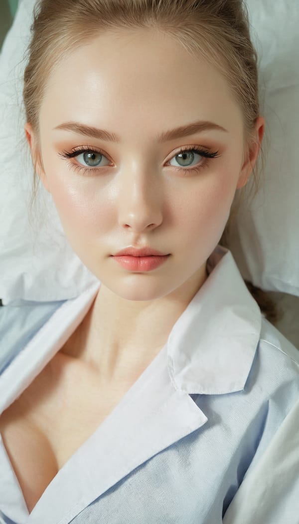 Tags: 21872187, SDXL
{"3": {"inputs": {"seed": 365758346412170, "steps": 32, "cfg": 7.06, "sampler_name": "dpmpp_2m", "scheduler": "karras", "denoise": 1.0, "model": ["27", 0], "positive": ["6", 0], "negative": ["7", 0], "latent_image": ["5", 0]}, "class_type": "KSampler"}, "4": {"inputs": {"ckpt_name": "juggernautxl.safetensors"}, "class_type": "CheckpointLoaderSimple"}, "5": {"inputs": {"width": 768, "height": 1344, "batch_size": 1}, "class_type": "EmptyLatentImage"}, "6": {"inputs": {"text": "18 year old girl, (russian:1.09), (pale skin:0.99), (eyelashes:1.11), (sexy lips:1.04), (detailed face:1.10), (seductive pose:1.09), (blush:1.00), (cute:0.99), (slim:1.03), (beautiful eyes:1.14), (seductive facial expression:0.98), (temptress:1.09), (double eyelids:1.09), (idol:0.99), (in a seductive pose:0.99), (large perky breasts:1.01), (cleavage:1.07), (thigh gap:1.12), (nurse in uniform:1.06) working in a hospital ward, (natural looking skin:1.09), (portra:1.03), (textured skin:1.04), (skin fuzz:1.02), (candid cinema:1.04), (soft lighting:1.03), (film:1.02), (detailed skin:1.06), (RAW:1.05)", "clip": ["27", 1]}, "class_type": "CLIPTextEncode"}, "7": {"inputs": {"text": "(twisted:1.07), (open mouth:1.13), (low resolution:1.10), (distorted:1.11), (watermark:1.10), (bad hands:1.05), (worst quality:1.11)", "clip": ["27", 1]}, "class_type": "CLIPTextEncode"}, "8": {"inputs": {"samples": ["3", 0], "vae": ["4", 2]}, "class_type": "VAEDecode"}, "25": {"inputs": {"lora_name": "nudify_xl.safetensors", "strength_model": 0.12, "strength_clip": 0.18, "model": ["4", 0], "clip": ["4", 1]}, "class_type": "LoraLoader"}, "26": {"inputs": {"lora_name": "shirtlift_SDXL_v2.safetensors", "strength_model": 0.02, "strength_clip": 0.0, "model": ["25", 0], "clip": ["25", 1]}, "class_type": "LoraLoader"}, "27": {"inputs": {"lora_name": "PerfectEyesXL.safetensors", "strength_model": 0.17, "strength_clip": 0.16, "model": ["26", 0], "clip": ["26", 1]}, "class_type": "LoraLoader"}, "30": {"inputs": {"model_name": "4x_NMKD-Superscale-SP_178000_G.pth"}, "class_type": "UpscaleModelLoader"}, "31": {"inputs": {"upscale_model": ["30", 0], "image": ["8", 0]}, "class_type": "ImageUpscaleWithModel"}, "32": {"inputs": {"upscale_method": "lanczos", "scale_by": 0.5, "image": ["31", 0]}, "class_type": "ImageScaleBy"}, "33": {"inputs": {"pixels": ["32", 0], "vae": ["4", 2]}, "class_type": "VAEEncode"}, "34": {"inputs": {"seed": 365758346412170, "steps": 32, "cfg": 7.06, "sampler_name": "dpmpp_2m", "scheduler": "karras", "denoise": 0.3, "model": ["27", 0], "positive": ["6", 0], "negative": ["7", 0], "latent_image": ["33", 0]}, "class_type": "KSampler"}, "36": {"inputs": {"samples": ["34", 0], "vae": ["4", 2]}, "class_type": "VAEDecode"}, "39": {"inputs": {"filename_prefix": "comfyapi-1713914595238", "images": ["36", 0]}, "class_type": "SaveImage"}}