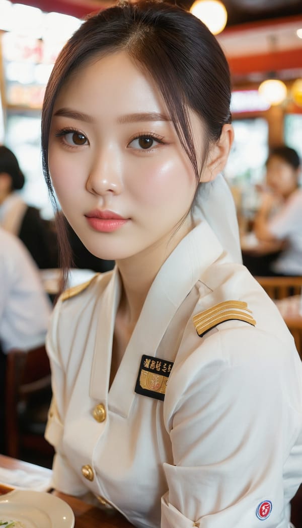 Tags: 21872187, SDXL
{"3": {"inputs": {"seed": 715446927317313, "steps": 32, "cfg": 6.08, "sampler_name": "dpmpp_2m", "scheduler": "karras", "denoise": 1.0, "model": ["27", 0], "positive": ["6", 0], "negative": ["7", 0], "latent_image": ["5", 0]}, "class_type": "KSampler"}, "4": {"inputs": {"ckpt_name": "juggernautxl.safetensors"}, "class_type": "CheckpointLoaderSimple"}, "5": {"inputs": {"width": 768, "height": 1344, "batch_size": 1}, "class_type": "EmptyLatentImage"}, "6": {"inputs": {"text": "23 year old girl, (korean:1.08), (russian:1.09), (taiwanese:1.00), (japanese:1.06), (seductive facial expression:1.04), (pale skin:1.06), (double eyelids:1.10), (temptress:1.03), (blush:1.14), (cute:1.09), (slim:0.95), (detailed face:0.98), (beautiful eyes:1.11), (seductive pose:1.10), (sexy lips:1.14), (eyelashes:0.96), (perky ass:1.11), (exposed ass:0.96), (looking back:1.04), (sexy ass:0.99), (thigh gap:1.05), (a waitress in uniform:1.04) working at a restaurant, (detailed skin:1.07), (natural looking skin:1.09), (film:1.03), (candid cinema:1.04), (soft lighting:1.05), (textured skin:1.02), (RAW:1.00), (skin fuzz:1.03), (portra:1.04)", "clip": ["27", 1]}, "class_type": "CLIPTextEncode"}, "7": {"inputs": {"text": "(open mouth:1.14), (twisted:1.06), (worst quality:1.11), (bad hands:1.05), (watermark:1.06), (distorted:1.09), (low resolution:1.13)", "clip": ["27", 1]}, "class_type": "CLIPTextEncode"}, "8": {"inputs": {"samples": ["3", 0], "vae": ["4", 2]}, "class_type": "VAEDecode"}, "25": {"inputs": {"lora_name": "nudify_xl.safetensors", "strength_model": 0.37, "strength_clip": 0.15, "model": ["4", 0], "clip": ["4", 1]}, "class_type": "LoraLoader"}, "26": {"inputs": {"lora_name": "shirtlift_SDXL_v2.safetensors", "strength_model": 0.01, "strength_clip": 0.16, "model": ["25", 0], "clip": ["25", 1]}, "class_type": "LoraLoader"}, "27": {"inputs": {"lora_name": "PerfectEyesXL.safetensors", "strength_model": 0.01, "strength_clip": 0.14, "model": ["26", 0], "clip": ["26", 1]}, "class_type": "LoraLoader"}, "30": {"inputs": {"model_name": "4x_NMKD-Superscale-SP_178000_G.pth"}, "class_type": "UpscaleModelLoader"}, "31": {"inputs": {"upscale_model": ["30", 0], "image": ["8", 0]}, "class_type": "ImageUpscaleWithModel"}, "32": {"inputs": {"upscale_method": "lanczos", "scale_by": 0.5, "image": ["31", 0]}, "class_type": "ImageScaleBy"}, "33": {"inputs": {"pixels": ["32", 0], "vae": ["4", 2]}, "class_type": "VAEEncode"}, "34": {"inputs": {"seed": 715446927317313, "steps": 32, "cfg": 6.08, "sampler_name": "dpmpp_2m", "scheduler": "karras", "denoise": 0.3, "model": ["27", 0], "positive": ["6", 0], "negative": ["7", 0], "latent_image": ["33", 0]}, "class_type": "KSampler"}, "36": {"inputs": {"samples": ["34", 0], "vae": ["4", 2]}, "class_type": "VAEDecode"}, "39": {"inputs": {"filename_prefix": "comfyapi-1726809624576", "images": ["36", 0]}, "class_type": "SaveImage"}}