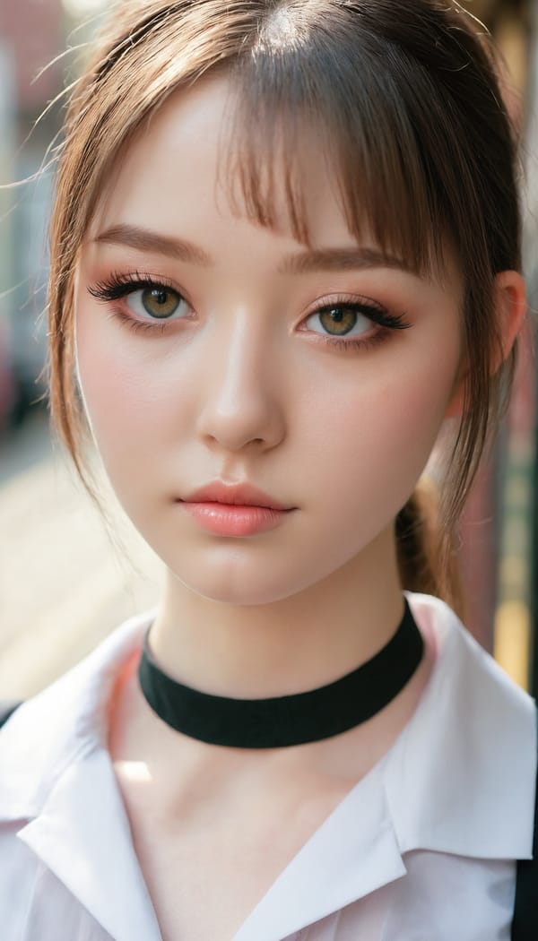 Tags: 21872187, SDXL
{"3": {"inputs": {"seed": 599727738147138, "steps": 64, "cfg": 7.29, "sampler_name": "dpmpp_2m", "scheduler": "karras", "denoise": 1.0, "model": ["27", 0], "positive": ["6", 0], "negative": ["7", 0], "latent_image": ["5", 0]}, "class_type": "KSampler"}, "4": {"inputs": {"ckpt_name": "juggernautxl.safetensors"}, "class_type": "CheckpointLoaderSimple"}, "5": {"inputs": {"width": 768, "height": 1344, "batch_size": 1}, "class_type": "EmptyLatentImage"}, "6": {"inputs": {"text": "20 year old girl, (temptress:0.99), (beautiful eyes:1.10), (detailed face:0.99), (idol:1.03), (cute:1.01), (pale skin:1.04), (eyelashes:1.12), (double eyelids:1.07), (seductive pose:1.11), (slim:0.96), (sexy lips:0.99), (blush:1.07), (seductive facial expression:1.14), (in a seductive pose:1.11), (large perky breasts:0.96), (cleavage:1.10), (thigh gap:1.11), (school uniform:1.05), choker, busy street, (soft lighting:1.09), (textured skin:1.09), (candid cinema:1.01), (film:1.04), (portra:1.07), (skin fuzz:1.02), (RAW:1.07), (detailed skin:1.03), (natural looking skin:1.04)", "clip": ["27", 1]}, "class_type": "CLIPTextEncode"}, "7": {"inputs": {"text": "(open mouth:1.09), (watermark:1.11), (worst quality:1.05), (twisted:1.08), (low resolution:1.07), (distorted:1.13)", "clip": ["27", 1]}, "class_type": "CLIPTextEncode"}, "8": {"inputs": {"samples": ["3", 0], "vae": ["4", 2]}, "class_type": "VAEDecode"}, "25": {"inputs": {"lora_name": "nudify_xl.safetensors", "strength_model": 0.01, "strength_clip": 0.04, "model": ["4", 0], "clip": ["4", 1]}, "class_type": "LoraLoader"}, "26": {"inputs": {"lora_name": "shirtlift_SDXL_v2.safetensors", "strength_model": 0.02, "strength_clip": 0.06, "model": ["25", 0], "clip": ["25", 1]}, "class_type": "LoraLoader"}, "27": {"inputs": {"lora_name": "PerfectEyesXL.safetensors", "strength_model": 0.03, "strength_clip": 0.18, "model": ["26", 0], "clip": ["26", 1]}, "class_type": "LoraLoader"}, "30": {"inputs": {"model_name": "4x_NMKD-Superscale-SP_178000_G.pth"}, "class_type": "UpscaleModelLoader"}, "31": {"inputs": {"upscale_model": ["30", 0], "image": ["8", 0]}, "class_type": "ImageUpscaleWithModel"}, "32": {"inputs": {"upscale_method": "lanczos", "scale_by": 0.5, "image": ["31", 0]}, "class_type": "ImageScaleBy"}, "33": {"inputs": {"pixels": ["32", 0], "vae": ["4", 2]}, "class_type": "VAEEncode"}, "34": {"inputs": {"seed": 599727738147138, "steps": 64, "cfg": 7.29, "sampler_name": "dpmpp_2m", "scheduler": "karras", "denoise": 0.3, "model": ["27", 0], "positive": ["6", 0], "negative": ["7", 0], "latent_image": ["33", 0]}, "class_type": "KSampler"}, "36": {"inputs": {"samples": ["34", 0], "vae": ["4", 2]}, "class_type": "VAEDecode"}, "39": {"inputs": {"filename_prefix": "comfyapi-1710954901022", "images": ["36", 0]}, "class_type": "SaveImage"}}