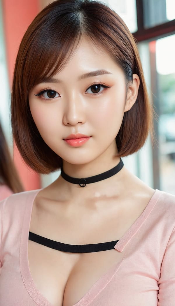 Tags: 21872187, SDXL
{"3": {"inputs": {"seed": 539330023585676, "steps": 32, "cfg": 5.86, "sampler_name": "dpmpp_2m", "scheduler": "karras", "denoise": 1.0, "model": ["27", 0], "positive": ["6", 0], "negative": ["7", 0], "latent_image": ["5", 0]}, "class_type": "KSampler"}, "4": {"inputs": {"ckpt_name": "juggernautXL_v8Rundiffusion.safetensors"}, "class_type": "CheckpointLoaderSimple"}, "5": {"inputs": {"width": 768, "height": 1344, "batch_size": 1}, "class_type": "EmptyLatentImage"}, "6": {"inputs": {"text": "24 year old girl, (taiwanese:1.05), (ukrainian:1.04), (korean:1.09), (chinese:1.05), (irish:0.99), (russian:1.13), (seductive pose:1.09), (temptress:1.02), (eyelashes:1.08), (cute:1.08), (blush:1.00), (beautiful eyes:1.06), (detailed face:1.09), (double eyelids:1.05), (seductive facial expression:1.06), (idol:1.02), (pale skin:1.10), (slim:1.07), (in a seductive pose:1.00), (large perky breasts:0.99), (cleavage:1.02), (thigh gap:1.03), (school uniform:1.03), choker, busy street, (detailed skin:1.02), (film:1.04), (natural looking skin:1.00), (soft lighting:1.01), (textured skin:1.03), (candid cinema:1.09), (portra:1.09), (skin fuzz:1.02), (RAW:1.02)", "clip": ["27", 1]}, "class_type": "CLIPTextEncode"}, "7": {"inputs": {"text": "(watermark:1.06), (bad hands:1.13), (open mouth:1.07), (distorted:1.09), (worst quality:1.05), (low resolution:1.08), (twisted:1.08)", "clip": ["27", 1]}, "class_type": "CLIPTextEncode"}, "8": {"inputs": {"samples": ["3", 0], "vae": ["4", 2]}, "class_type": "VAEDecode"}, "25": {"inputs": {"lora_name": "nudify_xl.safetensors", "strength_model": 0.18, "strength_clip": 0.32, "model": ["4", 0], "clip": ["4", 1]}, "class_type": "LoraLoader"}, "26": {"inputs": {"lora_name": "shirtlift_SDXL_v2.safetensors", "strength_model": 0.11, "strength_clip": 0.13, "model": ["25", 0], "clip": ["25", 1]}, "class_type": "LoraLoader"}, "27": {"inputs": {"lora_name": "PerfectEyesXL.safetensors", "strength_model": 0.06, "strength_clip": 0.01, "model": ["26", 0], "clip": ["26", 1]}, "class_type": "LoraLoader"}, "30": {"inputs": {"model_name": "4x_NMKD-Superscale-SP_178000_G.pth"}, "class_type": "UpscaleModelLoader"}, "31": {"inputs": {"upscale_model": ["30", 0], "image": ["8", 0]}, "class_type": "ImageUpscaleWithModel"}, "32": {"inputs": {"upscale_method": "lanczos", "scale_by": 0.5, "image": ["31", 0]}, "class_type": "ImageScaleBy"}, "33": {"inputs": {"pixels": ["32", 0], "vae": ["4", 2]}, "class_type": "VAEEncode"}, "34": {"inputs": {"seed": 539330023585676, "steps": 32, "cfg": 5.86, "sampler_name": "dpmpp_2m", "scheduler": "karras", "denoise": 0.3, "model": ["27", 0], "positive": ["6", 0], "negative": ["7", 0], "latent_image": ["33", 0]}, "class_type": "KSampler"}, "36": {"inputs": {"samples": ["34", 0], "vae": ["4", 2]}, "class_type": "VAEDecode"}, "39": {"inputs": {"filename_prefix": "comfyapi-1707271378518", "images": ["36", 0]}, "class_type": "SaveImage"}}