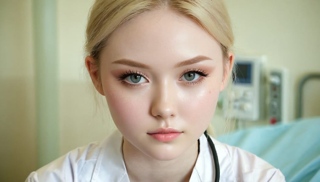 Tags: 21872187, SDXL
{"3": {"inputs": {"seed": 353606110229812, "steps": 32, "cfg": 7.98, "sampler_name": "dpmpp_2m", "scheduler": "karras", "denoise": 1.0, "model": ["27", 0], "positive": ["6", 0], "negative": ["7", 0], "latent_image": ["5", 0]}, "class_type": "KSampler"}, "4": {"inputs": {"ckpt_name": "juggernautxl.safetensors"}, "class_type": "CheckpointLoaderSimple"}, "5": {"inputs": {"width": 1344, "height": 768, "batch_size": 1}, "class_type": "EmptyLatentImage"}, "6": {"inputs": {"text": "18 year old girl, (detailed face:1.08), (slim:1.00), (idol:1.08), (blush:1.13), (sexy lips:1.12), (temptress:1.01), (pale skin:0.99), (seductive facial expression:0.97), (eyelashes:0.95), (beautiful eyes:1.05), (double eyelids:1.07), (cute:1.04), (seductive pose:0.97), (in a seductive pose:0.97), (large perky breasts:0.99), (cleavage:0.99), (thigh gap:0.98), (nurse in uniform:1.01) working in a hospital ward, (textured skin:1.08), (skin fuzz:1.03), (candid cinema:1.06), (natural looking skin:1.04), (detailed skin:1.00), (portra:1.05), (film:1.09), (soft lighting:1.07), (RAW:1.09)", "clip": ["27", 1]}, "class_type": "CLIPTextEncode"}, "7": {"inputs": {"text": "(low resolution:1.14), (twisted:1.09), (distorted:1.09), (open mouth:1.09), (worst quality:1.06), (watermark:1.07), (bad hands:1.11)", "clip": ["27", 1]}, "class_type": "CLIPTextEncode"}, "8": {"inputs": {"samples": ["3", 0], "vae": ["4", 2]}, "class_type": "VAEDecode"}, "25": {"inputs": {"lora_name": "nudify_xl.safetensors", "strength_model": 0.35, "strength_clip": 0.13, "model": ["4", 0], "clip": ["4", 1]}, "class_type": "LoraLoader"}, "26": {"inputs": {"lora_name": "shirtlift_SDXL_v2.safetensors", "strength_model": 0.15, "strength_clip": 0.09, "model": ["25", 0], "clip": ["25", 1]}, "class_type": "LoraLoader"}, "27": {"inputs": {"lora_name": "PerfectEyesXL.safetensors", "strength_model": 0.05, "strength_clip": 0.19, "model": ["26", 0], "clip": ["26", 1]}, "class_type": "LoraLoader"}, "30": {"inputs": {"model_name": "4x_NMKD-Superscale-SP_178000_G.pth"}, "class_type": "UpscaleModelLoader"}, "31": {"inputs": {"upscale_model": ["30", 0], "image": ["8", 0]}, "class_type": "ImageUpscaleWithModel"}, "32": {"inputs": {"upscale_method": "lanczos", "scale_by": 0.5, "image": ["31", 0]}, "class_type": "ImageScaleBy"}, "33": {"inputs": {"pixels": ["32", 0], "vae": ["4", 2]}, "class_type": "VAEEncode"}, "34": {"inputs": {"seed": 353606110229812, "steps": 32, "cfg": 7.98, "sampler_name": "dpmpp_2m", "scheduler": "karras", "denoise": 0.3, "model": ["27", 0], "positive": ["6", 0], "negative": ["7", 0], "latent_image": ["33", 0]}, "class_type": "KSampler"}, "36": {"inputs": {"samples": ["34", 0], "vae": ["4", 2]}, "class_type": "VAEDecode"}, "39": {"inputs": {"filename_prefix": "comfyapi-1716672324377", "images": ["36", 0]}, "class_type": "SaveImage"}}