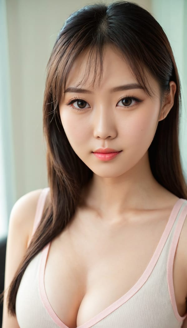 Tags: 21872187, SDXL
{"3": {"inputs": {"seed": 894629393264231, "steps": 64, "cfg": 7.22, "sampler_name": "dpmpp_2m", "scheduler": "karras", "denoise": 1.0, "model": ["27", 0], "positive": ["6", 0], "negative": ["7", 0], "latent_image": ["5", 0]}, "class_type": "KSampler"}, "4": {"inputs": {"ckpt_name": "juggernautXL_v8Rundiffusion.safetensors"}, "class_type": "CheckpointLoaderSimple"}, "5": {"inputs": {"width": 768, "height": 1344, "batch_size": 1}, "class_type": "EmptyLatentImage"}, "6": {"inputs": {"text": "26 year old girl, (chinese:0.95), (sexy lips:1.07), (double eyelids:1.06), (idol:1.07), (seductive pose:1.02), (temptress:0.97), (cute:1.14), (seductive facial expression:1.11), (pale skin:1.09), (slim:1.13), (blush:1.05), (beautiful eyes:1.10), (detailed face:1.01), (eyelashes:1.09), (in a seductive pose:1.06), (large perky breasts:0.99), (cleavage:1.14), (thigh gap:0.98), (white tanktop:1.09), busy street, (RAW:1.04), (skin fuzz:1.07), (candid cinema:1.05), (detailed skin:1.04), (portra:1.04), (film:1.04), (textured skin:1.03), (natural looking skin:1.00), (soft lighting:1.05)", "clip": ["27", 1]}, "class_type": "CLIPTextEncode"}, "7": {"inputs": {"text": "(open mouth:1.09), (watermark:1.14), (bad hands:1.06), (low resolution:1.14), (worst quality:1.05), (distorted:1.13), (twisted:1.13)", "clip": ["27", 1]}, "class_type": "CLIPTextEncode"}, "8": {"inputs": {"samples": ["3", 0], "vae": ["4", 2]}, "class_type": "VAEDecode"}, "25": {"inputs": {"lora_name": "nudify_xl.safetensors", "strength_model": 0.09, "strength_clip": 0.38, "model": ["4", 0], "clip": ["4", 1]}, "class_type": "LoraLoader"}, "26": {"inputs": {"lora_name": "shirtlift_SDXL_v2.safetensors", "strength_model": 0.03, "strength_clip": 0.13, "model": ["25", 0], "clip": ["25", 1]}, "class_type": "LoraLoader"}, "27": {"inputs": {"lora_name": "PerfectEyesXL.safetensors", "strength_model": 0.07, "strength_clip": 0.08, "model": ["26", 0], "clip": ["26", 1]}, "class_type": "LoraLoader"}, "30": {"inputs": {"model_name": "4x_NMKD-Superscale-SP_178000_G.pth"}, "class_type": "UpscaleModelLoader"}, "31": {"inputs": {"upscale_model": ["30", 0], "image": ["8", 0]}, "class_type": "ImageUpscaleWithModel"}, "32": {"inputs": {"upscale_method": "lanczos", "scale_by": 0.5, "image": ["31", 0]}, "class_type": "ImageScaleBy"}, "33": {"inputs": {"pixels": ["32", 0], "vae": ["4", 2]}, "class_type": "VAEEncode"}, "34": {"inputs": {"seed": 894629393264231, "steps": 64, "cfg": 7.22, "sampler_name": "dpmpp_2m", "scheduler": "karras", "denoise": 0.3, "model": ["27", 0], "positive": ["6", 0], "negative": ["7", 0], "latent_image": ["33", 0]}, "class_type": "KSampler"}, "36": {"inputs": {"samples": ["34", 0], "vae": ["4", 2]}, "class_type": "VAEDecode"}, "39": {"inputs": {"filename_prefix": "comfyapi-1707736671784", "images": ["36", 0]}, "class_type": "SaveImage"}}