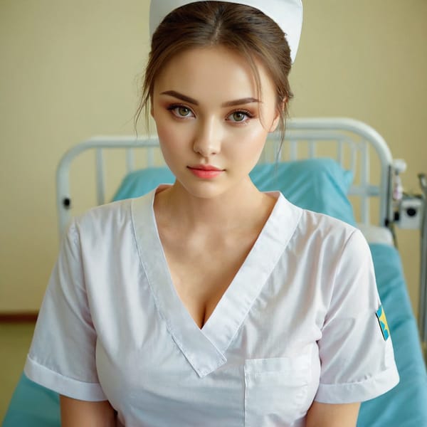 Tags: 21872187, SDXL
{"3": {"inputs": {"seed": 146931266499117, "steps": 32, "cfg": 6.6, "sampler_name": "dpmpp_2m", "scheduler": "karras", "denoise": 1.0, "model": ["27", 0], "positive": ["6", 0], "negative": ["7", 0], "latent_image": ["5", 0]}, "class_type": "KSampler"}, "4": {"inputs": {"ckpt_name": "juggernautxl.safetensors"}, "class_type": "CheckpointLoaderSimple"}, "5": {"inputs": {"width": 1024, "height": 1024, "batch_size": 1}, "class_type": "EmptyLatentImage"}, "6": {"inputs": {"text": "25 year old girl, (ukrainian:1.13), (sexy lips:0.96), (seductive facial expression:1.08), (slim:1.01), (blush:1.12), (beautiful eyes:1.11), (double eyelids:1.06), (seductive pose:0.97), (cute:1.05), (detailed face:1.06), (eyelashes:1.03), (temptress:1.03), (idol:1.02), (in a seductive pose:1.09), (large perky breasts:1.05), (cleavage:1.05), (thigh gap:1.03), (nurse in uniform:1.12) working in a hospital ward, (RAW:1.02), (skin fuzz:1.03), (portra:1.01), (soft lighting:1.04), (film:1.03), (natural looking skin:1.07), (candid cinema:1.09), (textured skin:1.09), (detailed skin:1.00)", "clip": ["27", 1]}, "class_type": "CLIPTextEncode"}, "7": {"inputs": {"text": "(twisted:1.12), (distorted:1.10), (worst quality:1.07), (open mouth:1.13), (bad hands:1.14), (low resolution:1.13), (watermark:1.12)", "clip": ["27", 1]}, "class_type": "CLIPTextEncode"}, "8": {"inputs": {"samples": ["3", 0], "vae": ["4", 2]}, "class_type": "VAEDecode"}, "25": {"inputs": {"lora_name": "nudify_xl.safetensors", "strength_model": 0.23, "strength_clip": 0.1, "model": ["4", 0], "clip": ["4", 1]}, "class_type": "LoraLoader"}, "26": {"inputs": {"lora_name": "shirtlift_SDXL_v2.safetensors", "strength_model": 0.01, "strength_clip": 0.0, "model": ["25", 0], "clip": ["25", 1]}, "class_type": "LoraLoader"}, "27": {"inputs": {"lora_name": "PerfectEyesXL.safetensors", "strength_model": 0.1, "strength_clip": 0.0, "model": ["26", 0], "clip": ["26", 1]}, "class_type": "LoraLoader"}, "30": {"inputs": {"model_name": "4x_NMKD-Superscale-SP_178000_G.pth"}, "class_type": "UpscaleModelLoader"}, "31": {"inputs": {"upscale_model": ["30", 0], "image": ["8", 0]}, "class_type": "ImageUpscaleWithModel"}, "32": {"inputs": {"upscale_method": "lanczos", "scale_by": 0.5, "image": ["31", 0]}, "class_type": "ImageScaleBy"}, "33": {"inputs": {"pixels": ["32", 0], "vae": ["4", 2]}, "class_type": "VAEEncode"}, "34": {"inputs": {"seed": 146931266499117, "steps": 32, "cfg": 6.6, "sampler_name": "dpmpp_2m", "scheduler": "karras", "denoise": 0.3, "model": ["27", 0], "positive": ["6", 0], "negative": ["7", 0], "latent_image": ["33", 0]}, "class_type": "KSampler"}, "36": {"inputs": {"samples": ["34", 0], "vae": ["4", 2]}, "class_type": "VAEDecode"}, "39": {"inputs": {"filename_prefix": "comfyapi-1718663137963", "images": ["36", 0]}, "class_type": "SaveImage"}}