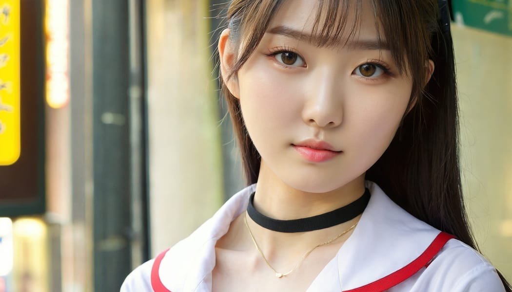 Tags: 21872187, SDXL
{"3": {"inputs": {"seed": 845576250923765, "steps": 32, "cfg": 7.52, "sampler_name": "dpmpp_2m", "scheduler": "karras", "denoise": 1.0, "model": ["27", 0], "positive": ["6", 0], "negative": ["7", 0], "latent_image": ["5", 0]}, "class_type": "KSampler"}, "4": {"inputs": {"ckpt_name": "juggernautxl.safetensors"}, "class_type": "CheckpointLoaderSimple"}, "5": {"inputs": {"width": 1344, "height": 768, "batch_size": 1}, "class_type": "EmptyLatentImage"}, "6": {"inputs": {"text": "23 year old girl, (taiwanese:1.10), (slim:0.98), (seductive pose:1.11), (cute:1.07), (seductive facial expression:1.13), (temptress:1.12), (detailed face:0.95), (pale skin:1.12), (beautiful eyes:1.11), (double eyelids:0.99), (sexy lips:0.98), (in a seductive pose:0.98), (large perky breasts:0.97), (cleavage:1.05), (thigh gap:1.14), (school uniform:1.07), choker, busy street, (skin fuzz:1.09), (portra:1.09), (candid cinema:1.09), (soft lighting:1.09), (textured skin:1.06), (detailed skin:1.05), (film:1.06), (natural looking skin:1.01), (RAW:1.05)", "clip": ["27", 1]}, "class_type": "CLIPTextEncode"}, "7": {"inputs": {"text": "(twisted:1.12), (bad hands:1.08), (worst quality:1.06), (distorted:1.11), (open mouth:1.13), (low resolution:1.06), (watermark:1.07)", "clip": ["27", 1]}, "class_type": "CLIPTextEncode"}, "8": {"inputs": {"samples": ["3", 0], "vae": ["4", 2]}, "class_type": "VAEDecode"}, "25": {"inputs": {"lora_name": "nudify_xl.safetensors", "strength_model": 0.19, "strength_clip": 0.23, "model": ["4", 0], "clip": ["4", 1]}, "class_type": "LoraLoader"}, "26": {"inputs": {"lora_name": "shirtlift_SDXL_v2.safetensors", "strength_model": 0.16, "strength_clip": 0.04, "model": ["25", 0], "clip": ["25", 1]}, "class_type": "LoraLoader"}, "27": {"inputs": {"lora_name": "PerfectEyesXL.safetensors", "strength_model": 0.04, "strength_clip": 0.11, "model": ["26", 0], "clip": ["26", 1]}, "class_type": "LoraLoader"}, "30": {"inputs": {"model_name": "4x_NMKD-Superscale-SP_178000_G.pth"}, "class_type": "UpscaleModelLoader"}, "31": {"inputs": {"upscale_model": ["30", 0], "image": ["8", 0]}, "class_type": "ImageUpscaleWithModel"}, "32": {"inputs": {"upscale_method": "lanczos", "scale_by": 0.5, "image": ["31", 0]}, "class_type": "ImageScaleBy"}, "33": {"inputs": {"pixels": ["32", 0], "vae": ["4", 2]}, "class_type": "VAEEncode"}, "34": {"inputs": {"seed": 845576250923765, "steps": 32, "cfg": 7.52, "sampler_name": "dpmpp_2m", "scheduler": "karras", "denoise": 0.3, "model": ["27", 0], "positive": ["6", 0], "negative": ["7", 0], "latent_image": ["33", 0]}, "class_type": "KSampler"}, "36": {"inputs": {"samples": ["34", 0], "vae": ["4", 2]}, "class_type": "VAEDecode"}, "39": {"inputs": {"filename_prefix": "comfyapi-1713236550565", "images": ["36", 0]}, "class_type": "SaveImage"}}