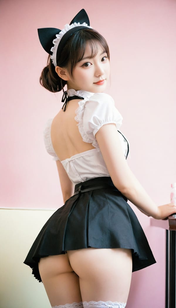 Tags: 21872187, SDXL
{"3": {"inputs": {"seed": 676578808823758, "steps": 32, "cfg": 7.74, "sampler_name": "dpmpp_2m", "scheduler": "karras", "denoise": 1.0, "model": ["27", 0], "positive": ["6", 0], "negative": ["7", 0], "latent_image": ["5", 0]}, "class_type": "KSampler"}, "4": {"inputs": {"ckpt_name": "leosamsHelloworldSDXL_helloworldSDXL32DPO.safetensors"}, "class_type": "CheckpointLoaderSimple"}, "5": {"inputs": {"width": 768, "height": 1344, "batch_size": 1}, "class_type": "EmptyLatentImage"}, "6": {"inputs": {"text": "24 year old girl, (chinese:1.11), (slim:1.02), (cute:1.01), (temptress:1.13), (sexy lips:0.99), (beautiful eyes:1.04), (blush:1.04), (seductive facial expression:1.13), (detailed face:1.01), (seductive pose:1.03), (pale skin:0.97), (idol:0.99), (eyelashes:1.04), (double eyelids:1.02), (perky ass:0.96), (exposed ass:1.12), (looking back:0.99), (sexy ass:1.14), (thigh gap:1.08), in a (skimpy maid costume:1.14) working at a maid cafe, choker, bowtie, headband, pleated skirt, (RAW:1.04), (candid cinema:1.06), (portra:1.03), (detailed skin:1.09), (natural looking skin:1.09), (soft lighting:1.01), (textured skin:1.00), (film:1.01), (skin fuzz:1.01)", "clip": ["27", 1]}, "class_type": "CLIPTextEncode"}, "7": {"inputs": {"text": "(distorted:1.08), (open mouth:1.12), (low resolution:1.07), (twisted:1.14), (bad hands:1.12), (watermark:1.11), (worst quality:1.05)", "clip": ["27", 1]}, "class_type": "CLIPTextEncode"}, "8": {"inputs": {"samples": ["3", 0], "vae": ["4", 2]}, "class_type": "VAEDecode"}, "25": {"inputs": {"lora_name": "nudify_xl.safetensors", "strength_model": 0.26, "strength_clip": 0.24, "model": ["4", 0], "clip": ["4", 1]}, "class_type": "LoraLoader"}, "26": {"inputs": {"lora_name": "shirtlift_SDXL_v2.safetensors", "strength_model": 0.14, "strength_clip": 0.05, "model": ["25", 0], "clip": ["25", 1]}, "class_type": "LoraLoader"}, "27": {"inputs": {"lora_name": "PerfectEyesXL.safetensors", "strength_model": 0.19, "strength_clip": 0.06, "model": ["26", 0], "clip": ["26", 1]}, "class_type": "LoraLoader"}, "30": {"inputs": {"model_name": "4x_NMKD-Superscale-SP_178000_G.pth"}, "class_type": "UpscaleModelLoader"}, "31": {"inputs": {"upscale_model": ["30", 0], "image": ["8", 0]}, "class_type": "ImageUpscaleWithModel"}, "32": {"inputs": {"upscale_method": "lanczos", "scale_by": 0.5, "image": ["31", 0]}, "class_type": "ImageScaleBy"}, "33": {"inputs": {"pixels": ["32", 0], "vae": ["4", 2]}, "class_type": "VAEEncode"}, "34": {"inputs": {"seed": 676578808823758, "steps": 32, "cfg": 7.74, "sampler_name": "dpmpp_2m", "scheduler": "karras", "denoise": 0.3, "model": ["27", 0], "positive": ["6", 0], "negative": ["7", 0], "latent_image": ["33", 0]}, "class_type": "KSampler"}, "36": {"inputs": {"samples": ["34", 0], "vae": ["4", 2]}, "class_type": "VAEDecode"}, "39": {"inputs": {"filename_prefix": "comfyapi-1708270934137", "images": ["36", 0]}, "class_type": "SaveImage"}}