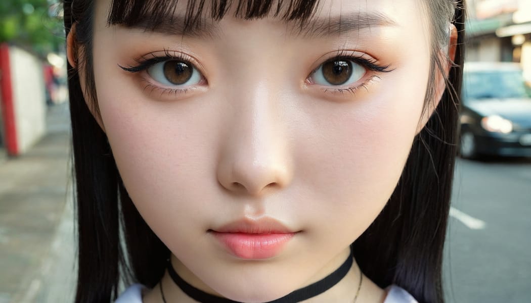 Tags: 21872187, SDXL
{"3": {"inputs": {"seed": 944404801483064, "steps": 32, "cfg": 7.16, "sampler_name": "dpmpp_2m", "scheduler": "karras", "denoise": 1.0, "model": ["27", 0], "positive": ["6", 0], "negative": ["7", 0], "latent_image": ["5", 0]}, "class_type": "KSampler"}, "4": {"inputs": {"ckpt_name": "juggernautxl.safetensors"}, "class_type": "CheckpointLoaderSimple"}, "5": {"inputs": {"width": 1344, "height": 768, "batch_size": 1}, "class_type": "EmptyLatentImage"}, "6": {"inputs": {"text": "18 year old girl, (chinese:0.98), (irish:0.97), (blush:0.97), (slim:1.14), (temptress:0.98), (pale skin:1.04), (cute:1.06), (seductive pose:0.95), (double eyelids:0.96), (beautiful eyes:1.10), (seductive facial expression:1.13), (detailed face:1.06), (idol:0.96), (sexy lips:1.10), (eyelashes:1.04), (in a seductive pose:1.08), (large perky breasts:1.06), (cleavage:1.00), (thigh gap:0.95), (school uniform:0.97), choker, busy street, (skin fuzz:1.04), (RAW:1.04), (textured skin:1.01), (film:1.04), (soft lighting:1.08), (detailed skin:1.09), (natural looking skin:1.01), (portra:1.06), (candid cinema:1.05)", "clip": ["27", 1]}, "class_type": "CLIPTextEncode"}, "7": {"inputs": {"text": "(bad hands:1.11), (distorted:1.09), (watermark:1.11), (worst quality:1.07), (twisted:1.10), (open mouth:1.06), (low resolution:1.07)", "clip": ["27", 1]}, "class_type": "CLIPTextEncode"}, "8": {"inputs": {"samples": ["3", 0], "vae": ["4", 2]}, "class_type": "VAEDecode"}, "25": {"inputs": {"lora_name": "nudify_xl.safetensors", "strength_model": 0.03, "strength_clip": 0.38, "model": ["4", 0], "clip": ["4", 1]}, "class_type": "LoraLoader"}, "26": {"inputs": {"lora_name": "shirtlift_SDXL_v2.safetensors", "strength_model": 0.17, "strength_clip": 0.05, "model": ["25", 0], "clip": ["25", 1]}, "class_type": "LoraLoader"}, "27": {"inputs": {"lora_name": "PerfectEyesXL.safetensors", "strength_model": 0.12, "strength_clip": 0.13, "model": ["26", 0], "clip": ["26", 1]}, "class_type": "LoraLoader"}, "30": {"inputs": {"model_name": "4x_NMKD-Superscale-SP_178000_G.pth"}, "class_type": "UpscaleModelLoader"}, "31": {"inputs": {"upscale_model": ["30", 0], "image": ["8", 0]}, "class_type": "ImageUpscaleWithModel"}, "32": {"inputs": {"upscale_method": "lanczos", "scale_by": 0.5, "image": ["31", 0]}, "class_type": "ImageScaleBy"}, "33": {"inputs": {"pixels": ["32", 0], "vae": ["4", 2]}, "class_type": "VAEEncode"}, "34": {"inputs": {"seed": 944404801483064, "steps": 32, "cfg": 7.16, "sampler_name": "dpmpp_2m", "scheduler": "karras", "denoise": 0.3, "model": ["27", 0], "positive": ["6", 0], "negative": ["7", 0], "latent_image": ["33", 0]}, "class_type": "KSampler"}, "36": {"inputs": {"samples": ["34", 0], "vae": ["4", 2]}, "class_type": "VAEDecode"}, "39": {"inputs": {"filename_prefix": "comfyapi-1733720678617", "images": ["36", 0]}, "class_type": "SaveImage"}}