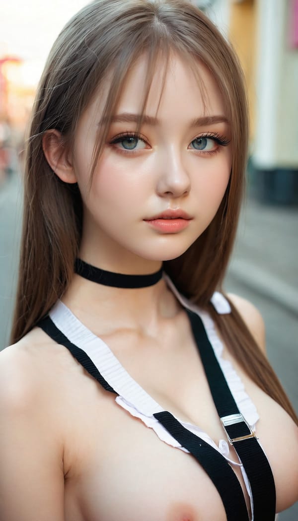 Tags: 21872187, SDXL
{"3": {"inputs": {"seed": 438054506824173, "steps": 64, "cfg": 7.49, "sampler_name": "dpmpp_2m", "scheduler": "karras", "denoise": 1.0, "model": ["27", 0], "positive": ["6", 0], "negative": ["7", 0], "latent_image": ["5", 0]}, "class_type": "KSampler"}, "4": {"inputs": {"ckpt_name": "juggernautxl.safetensors"}, "class_type": "CheckpointLoaderSimple"}, "5": {"inputs": {"width": 768, "height": 1344, "batch_size": 1}, "class_type": "EmptyLatentImage"}, "6": {"inputs": {"text": "18 year old girl, (russian:0.95), (sexy lips:0.96), (double eyelids:1.02), (seductive pose:1.07), (seductive facial expression:1.12), (temptress:1.03), (blush:1.08), (cute:1.06), (beautiful eyes:1.10), (detailed face:1.14), (slim:0.98), (pale skin:0.99), (eyelashes:0.97), (idol:1.00), (in a seductive pose:1.14), (large perky breasts:1.09), (cleavage:1.03), (thigh gap:1.11), (school uniform:1.04), choker, busy street, (textured skin:1.08), (detailed skin:1.09), (soft lighting:1.02), (film:1.05), (candid cinema:1.03), (portra:1.02), (RAW:1.02), (skin fuzz:1.06), (natural looking skin:1.04)", "clip": ["27", 1]}, "class_type": "CLIPTextEncode"}, "7": {"inputs": {"text": "(bad hands:1.10), (twisted:1.07), (watermark:1.11), (low resolution:1.06), (open mouth:1.07), (distorted:1.09), (worst quality:1.12)", "clip": ["27", 1]}, "class_type": "CLIPTextEncode"}, "8": {"inputs": {"samples": ["3", 0], "vae": ["4", 2]}, "class_type": "VAEDecode"}, "25": {"inputs": {"lora_name": "nudify_xl.safetensors", "strength_model": 0.1, "strength_clip": 0.05, "model": ["4", 0], "clip": ["4", 1]}, "class_type": "LoraLoader"}, "26": {"inputs": {"lora_name": "shirtlift_SDXL_v2.safetensors", "strength_model": 0.07, "strength_clip": 0.05, "model": ["25", 0], "clip": ["25", 1]}, "class_type": "LoraLoader"}, "27": {"inputs": {"lora_name": "PerfectEyesXL.safetensors", "strength_model": 0.0, "strength_clip": 0.01, "model": ["26", 0], "clip": ["26", 1]}, "class_type": "LoraLoader"}, "30": {"inputs": {"model_name": "4x_NMKD-Superscale-SP_178000_G.pth"}, "class_type": "UpscaleModelLoader"}, "31": {"inputs": {"upscale_model": ["30", 0], "image": ["8", 0]}, "class_type": "ImageUpscaleWithModel"}, "32": {"inputs": {"upscale_method": "lanczos", "scale_by": 0.5, "image": ["31", 0]}, "class_type": "ImageScaleBy"}, "33": {"inputs": {"pixels": ["32", 0], "vae": ["4", 2]}, "class_type": "VAEEncode"}, "34": {"inputs": {"seed": 438054506824173, "steps": 64, "cfg": 7.49, "sampler_name": "dpmpp_2m", "scheduler": "karras", "denoise": 0.3, "model": ["27", 0], "positive": ["6", 0], "negative": ["7", 0], "latent_image": ["33", 0]}, "class_type": "KSampler"}, "36": {"inputs": {"samples": ["34", 0], "vae": ["4", 2]}, "class_type": "VAEDecode"}, "39": {"inputs": {"filename_prefix": "comfyapi-1714755759276", "images": ["36", 0]}, "class_type": "SaveImage"}}