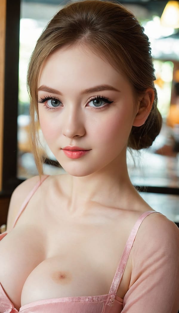 Tags: 21872187, SDXL
{"3": {"inputs": {"seed": 261394686729067, "steps": 32, "cfg": 6.35, "sampler_name": "dpmpp_2m", "scheduler": "karras", "denoise": 1.0, "model": ["27", 0], "positive": ["6", 0], "negative": ["7", 0], "latent_image": ["5", 0]}, "class_type": "KSampler"}, "4": {"inputs": {"ckpt_name": "juggernautXL_v8Rundiffusion.safetensors"}, "class_type": "CheckpointLoaderSimple"}, "5": {"inputs": {"width": 768, "height": 1344, "batch_size": 1}, "class_type": "EmptyLatentImage"}, "6": {"inputs": {"text": "19 year old girl, (eyelashes:0.97), (pale skin:1.03), (sexy lips:1.12), (detailed face:1.06), (temptress:1.14), (double eyelids:1.08), (slim:0.99), (seductive facial expression:1.13), (seductive pose:1.02), (cute:0.96), (beautiful eyes:1.06), (idol:1.11), (blush:1.04), (in a seductive pose:0.97), (large perky breasts:1.09), (cleavage:1.06), (thigh gap:0.99), (a waitress in uniform:0.95) working at a restaurant, (portra:1.02), (soft lighting:1.00), (RAW:1.03), (candid cinema:1.07), (natural looking skin:1.01), (skin fuzz:1.04), (detailed skin:1.02), (film:1.06), (textured skin:1.06)", "clip": ["27", 1]}, "class_type": "CLIPTextEncode"}, "7": {"inputs": {"text": "(bad hands:1.07), (watermark:1.11), (worst quality:1.06), (distorted:1.09), (low resolution:1.05), (twisted:1.14), (open mouth:1.07)", "clip": ["27", 1]}, "class_type": "CLIPTextEncode"}, "8": {"inputs": {"samples": ["3", 0], "vae": ["4", 2]}, "class_type": "VAEDecode"}, "25": {"inputs": {"lora_name": "nudify_xl.safetensors", "strength_model": 0.11, "strength_clip": 0.03, "model": ["4", 0], "clip": ["4", 1]}, "class_type": "LoraLoader"}, "26": {"inputs": {"lora_name": "shirtlift_SDXL_v2.safetensors", "strength_model": 0.04, "strength_clip": 0.07, "model": ["25", 0], "clip": ["25", 1]}, "class_type": "LoraLoader"}, "27": {"inputs": {"lora_name": "PerfectEyesXL.safetensors", "strength_model": 0.03, "strength_clip": 0.0, "model": ["26", 0], "clip": ["26", 1]}, "class_type": "LoraLoader"}, "30": {"inputs": {"model_name": "4x_NMKD-Superscale-SP_178000_G.pth"}, "class_type": "UpscaleModelLoader"}, "31": {"inputs": {"upscale_model": ["30", 0], "image": ["8", 0]}, "class_type": "ImageUpscaleWithModel"}, "32": {"inputs": {"upscale_method": "lanczos", "scale_by": 0.5, "image": ["31", 0]}, "class_type": "ImageScaleBy"}, "33": {"inputs": {"pixels": ["32", 0], "vae": ["4", 2]}, "class_type": "VAEEncode"}, "34": {"inputs": {"seed": 261394686729067, "steps": 32, "cfg": 6.35, "sampler_name": "dpmpp_2m", "scheduler": "karras", "denoise": 0.3, "model": ["27", 0], "positive": ["6", 0], "negative": ["7", 0], "latent_image": ["33", 0]}, "class_type": "KSampler"}, "36": {"inputs": {"samples": ["34", 0], "vae": ["4", 2]}, "class_type": "VAEDecode"}, "39": {"inputs": {"filename_prefix": "comfyapi-1708075641978", "images": ["36", 0]}, "class_type": "SaveImage"}}