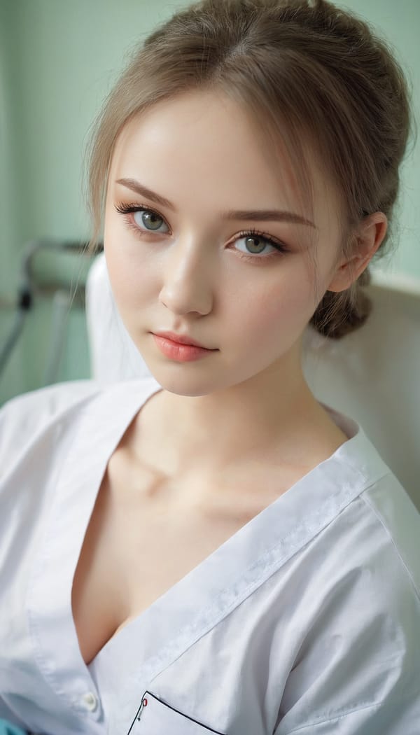 Tags: 21872187, SDXL
{"3": {"inputs": {"seed": 174898531699889, "steps": 32, "cfg": 6.16, "sampler_name": "dpmpp_2m", "scheduler": "karras", "denoise": 1.0, "model": ["27", 0], "positive": ["6", 0], "negative": ["7", 0], "latent_image": ["5", 0]}, "class_type": "KSampler"}, "4": {"inputs": {"ckpt_name": "juggernautxl.safetensors"}, "class_type": "CheckpointLoaderSimple"}, "5": {"inputs": {"width": 768, "height": 1344, "batch_size": 1}, "class_type": "EmptyLatentImage"}, "6": {"inputs": {"text": "18 year old girl, (ukrainian:1.06), (idol:1.07), (blush:1.11), (detailed face:0.95), (beautiful eyes:1.08), (seductive pose:1.00), (cute:1.03), (eyelashes:1.00), (double eyelids:1.14), (temptress:1.01), (seductive facial expression:1.14), (slim:1.09), (sexy lips:1.12), (pale skin:0.96), (in a seductive pose:1.14), (large perky breasts:1.07), (cleavage:0.97), (thigh gap:0.98), (nurse in uniform:1.14) working in a hospital ward, (textured skin:1.05), (portra:1.06), (detailed skin:1.01), (soft lighting:1.04), (film:1.03), (candid cinema:1.00), (skin fuzz:1.05), (RAW:1.04), (natural looking skin:1.02)", "clip": ["27", 1]}, "class_type": "CLIPTextEncode"}, "7": {"inputs": {"text": "(open mouth:1.08), (bad hands:1.06), (low resolution:1.13), (watermark:1.10), (distorted:1.10), (worst quality:1.07), (twisted:1.05)", "clip": ["27", 1]}, "class_type": "CLIPTextEncode"}, "8": {"inputs": {"samples": ["3", 0], "vae": ["4", 2]}, "class_type": "VAEDecode"}, "25": {"inputs": {"lora_name": "nudify_xl.safetensors", "strength_model": 0.08, "strength_clip": 0.2, "model": ["4", 0], "clip": ["4", 1]}, "class_type": "LoraLoader"}, "26": {"inputs": {"lora_name": "shirtlift_SDXL_v2.safetensors", "strength_model": 0.12, "strength_clip": 0.0, "model": ["25", 0], "clip": ["25", 1]}, "class_type": "LoraLoader"}, "27": {"inputs": {"lora_name": "PerfectEyesXL.safetensors", "strength_model": 0.19, "strength_clip": 0.07, "model": ["26", 0], "clip": ["26", 1]}, "class_type": "LoraLoader"}, "30": {"inputs": {"model_name": "4x_NMKD-Superscale-SP_178000_G.pth"}, "class_type": "UpscaleModelLoader"}, "31": {"inputs": {"upscale_model": ["30", 0], "image": ["8", 0]}, "class_type": "ImageUpscaleWithModel"}, "32": {"inputs": {"upscale_method": "lanczos", "scale_by": 0.5, "image": ["31", 0]}, "class_type": "ImageScaleBy"}, "33": {"inputs": {"pixels": ["32", 0], "vae": ["4", 2]}, "class_type": "VAEEncode"}, "34": {"inputs": {"seed": 174898531699889, "steps": 32, "cfg": 6.16, "sampler_name": "dpmpp_2m", "scheduler": "karras", "denoise": 0.3, "model": ["27", 0], "positive": ["6", 0], "negative": ["7", 0], "latent_image": ["33", 0]}, "class_type": "KSampler"}, "36": {"inputs": {"samples": ["34", 0], "vae": ["4", 2]}, "class_type": "VAEDecode"}, "39": {"inputs": {"filename_prefix": "comfyapi-1728141029410", "images": ["36", 0]}, "class_type": "SaveImage"}}