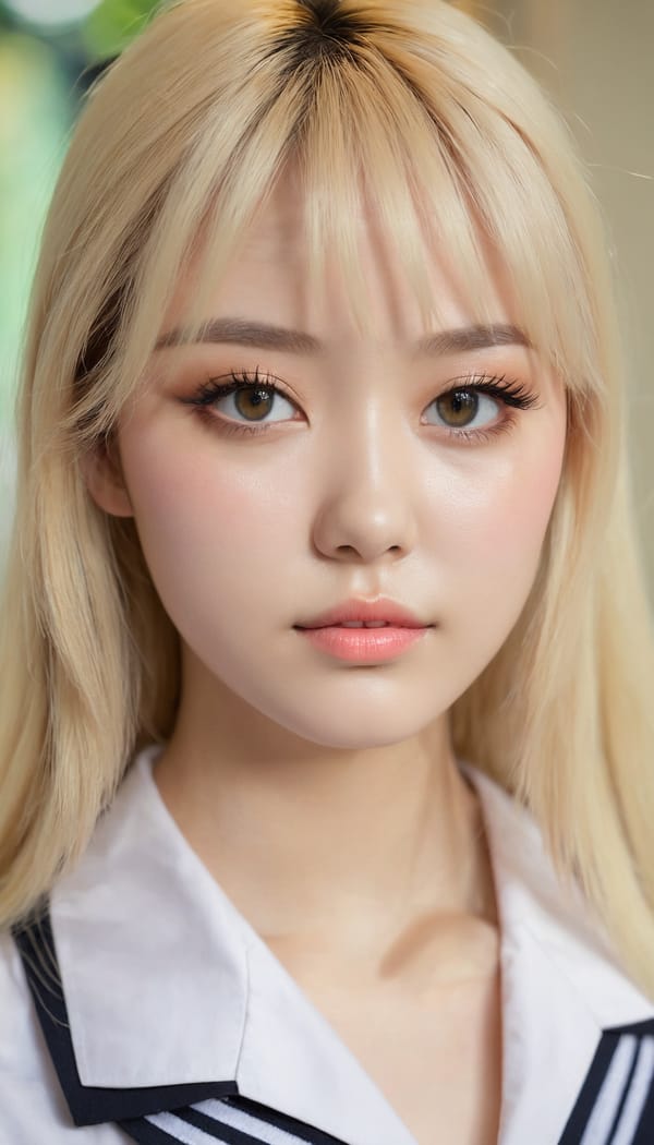 Tags: 21872187, SDXL
{"3": {"inputs": {"seed": 158482320092764, "steps": 64, "cfg": 6.69, "sampler_name": "dpmpp_2m", "scheduler": "karras", "denoise": 1.0, "model": ["27", 0], "positive": ["6", 0], "negative": ["7", 0], "latent_image": ["5", 0]}, "class_type": "KSampler"}, "4": {"inputs": {"ckpt_name": "juggernautxl.safetensors"}, "class_type": "CheckpointLoaderSimple"}, "5": {"inputs": {"width": 768, "height": 1344, "batch_size": 1}, "class_type": "EmptyLatentImage"}, "6": {"inputs": {"text": "23 year old girl, (temptress:1.00), (seductive facial expression:1.03), (cute:1.11), (slim:1.13), (blush:1.04), (double eyelids:1.13), (seductive pose:1.03), (eyelashes:1.11), (sexy lips:1.05), (beautiful eyes:1.11), (pale skin:1.01), (detailed face:1.00), (idol:1.00), (in a seductive pose:1.11), (large perky breasts:1.05), (cleavage:1.00), (thigh gap:0.99), (school uniform:1.13), choker, busy street, (natural looking skin:1.08), (candid cinema:1.00), (film:1.08), (soft lighting:1.03), (textured skin:1.04), (skin fuzz:1.02), (detailed skin:1.01), (portra:1.01), (RAW:1.07)", "clip": ["27", 1]}, "class_type": "CLIPTextEncode"}, "7": {"inputs": {"text": "(worst quality:1.07), (distorted:1.10), (watermark:1.09), (open mouth:1.11), (bad hands:1.11), (twisted:1.12), (low resolution:1.10)", "clip": ["27", 1]}, "class_type": "CLIPTextEncode"}, "8": {"inputs": {"samples": ["3", 0], "vae": ["4", 2]}, "class_type": "VAEDecode"}, "25": {"inputs": {"lora_name": "nudify_xl.safetensors", "strength_model": 0.02, "strength_clip": 0.07, "model": ["4", 0], "clip": ["4", 1]}, "class_type": "LoraLoader"}, "26": {"inputs": {"lora_name": "shirtlift_SDXL_v2.safetensors", "strength_model": 0.15, "strength_clip": 0.05, "model": ["25", 0], "clip": ["25", 1]}, "class_type": "LoraLoader"}, "27": {"inputs": {"lora_name": "PerfectEyesXL.safetensors", "strength_model": 0.07, "strength_clip": 0.19, "model": ["26", 0], "clip": ["26", 1]}, "class_type": "LoraLoader"}, "30": {"inputs": {"model_name": "4x_NMKD-Superscale-SP_178000_G.pth"}, "class_type": "UpscaleModelLoader"}, "31": {"inputs": {"upscale_model": ["30", 0], "image": ["8", 0]}, "class_type": "ImageUpscaleWithModel"}, "32": {"inputs": {"upscale_method": "lanczos", "scale_by": 0.5, "image": ["31", 0]}, "class_type": "ImageScaleBy"}, "33": {"inputs": {"pixels": ["32", 0], "vae": ["4", 2]}, "class_type": "VAEEncode"}, "34": {"inputs": {"seed": 158482320092764, "steps": 64, "cfg": 6.69, "sampler_name": "dpmpp_2m", "scheduler": "karras", "denoise": 0.3, "model": ["27", 0], "positive": ["6", 0], "negative": ["7", 0], "latent_image": ["33", 0]}, "class_type": "KSampler"}, "36": {"inputs": {"samples": ["34", 0], "vae": ["4", 2]}, "class_type": "VAEDecode"}, "39": {"inputs": {"filename_prefix": "comfyapi-1725887352434", "images": ["36", 0]}, "class_type": "SaveImage"}}