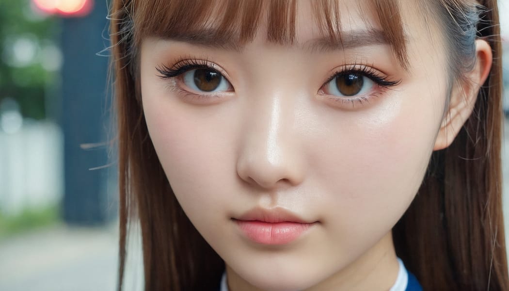 Tags: 21872187, SDXL
{"3": {"inputs": {"seed": 712747585731455, "steps": 64, "cfg": 5.35, "sampler_name": "dpmpp_2m", "scheduler": "karras", "denoise": 1.0, "model": ["27", 0], "positive": ["6", 0], "negative": ["7", 0], "latent_image": ["5", 0]}, "class_type": "KSampler"}, "4": {"inputs": {"ckpt_name": "juggernautxl.safetensors"}, "class_type": "CheckpointLoaderSimple"}, "5": {"inputs": {"width": 1344, "height": 768, "batch_size": 1}, "class_type": "EmptyLatentImage"}, "6": {"inputs": {"text": "19 year old girl, (chinese:1.01), (ukrainian:0.96), (cute:1.12), (eyelashes:1.00), (idol:1.06), (temptress:1.13), (sexy lips:0.97), (double eyelids:1.03), (beautiful eyes:1.04), (detailed face:1.11), (slim:0.97), (seductive facial expression:1.03), (blush:1.13), (seductive pose:1.03), (pale skin:1.09), (in a seductive pose:0.99), (large perky breasts:1.04), (cleavage:1.00), (thigh gap:1.07), (school uniform:1.00), choker, busy street, (candid cinema:1.01), (detailed skin:1.01), (film:1.05), (textured skin:1.03), (RAW:1.00), (skin fuzz:1.06), (natural looking skin:1.08), (portra:1.04), (soft lighting:1.02)", "clip": ["27", 1]}, "class_type": "CLIPTextEncode"}, "7": {"inputs": {"text": "(worst quality:1.10), (distorted:1.06), (bad hands:1.14), (open mouth:1.09), (low resolution:1.09), (twisted:1.06)", "clip": ["27", 1]}, "class_type": "CLIPTextEncode"}, "8": {"inputs": {"samples": ["3", 0], "vae": ["4", 2]}, "class_type": "VAEDecode"}, "25": {"inputs": {"lora_name": "nudify_xl.safetensors", "strength_model": 0.22, "strength_clip": 0.32, "model": ["4", 0], "clip": ["4", 1]}, "class_type": "LoraLoader"}, "26": {"inputs": {"lora_name": "shirtlift_SDXL_v2.safetensors", "strength_model": 0.0, "strength_clip": 0.11, "model": ["25", 0], "clip": ["25", 1]}, "class_type": "LoraLoader"}, "27": {"inputs": {"lora_name": "PerfectEyesXL.safetensors", "strength_model": 0.05, "strength_clip": 0.11, "model": ["26", 0], "clip": ["26", 1]}, "class_type": "LoraLoader"}, "30": {"inputs": {"model_name": "4x_NMKD-Superscale-SP_178000_G.pth"}, "class_type": "UpscaleModelLoader"}, "31": {"inputs": {"upscale_model": ["30", 0], "image": ["8", 0]}, "class_type": "ImageUpscaleWithModel"}, "32": {"inputs": {"upscale_method": "lanczos", "scale_by": 0.5, "image": ["31", 0]}, "class_type": "ImageScaleBy"}, "33": {"inputs": {"pixels": ["32", 0], "vae": ["4", 2]}, "class_type": "VAEEncode"}, "34": {"inputs": {"seed": 712747585731455, "steps": 64, "cfg": 5.35, "sampler_name": "dpmpp_2m", "scheduler": "karras", "denoise": 0.3, "model": ["27", 0], "positive": ["6", 0], "negative": ["7", 0], "latent_image": ["33", 0]}, "class_type": "KSampler"}, "36": {"inputs": {"samples": ["34", 0], "vae": ["4", 2]}, "class_type": "VAEDecode"}, "39": {"inputs": {"filename_prefix": "comfyapi-1727990168011", "images": ["36", 0]}, "class_type": "SaveImage"}}