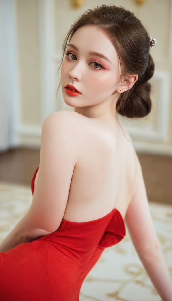 Tags: 21872187, SDXL
{"3": {"inputs": {"seed": 938982850746449, "steps": 32, "cfg": 5.13, "sampler_name": "dpmpp_2m", "scheduler": "karras", "denoise": 1.0, "model": ["27", 0], "positive": ["6", 0], "negative": ["7", 0], "latent_image": ["5", 0]}, "class_type": "KSampler"}, "4": {"inputs": {"ckpt_name": "leosamsHelloworldSDXL_helloworldSDXL32DPO.safetensors"}, "class_type": "CheckpointLoaderSimple"}, "5": {"inputs": {"width": 768, "height": 1344, "batch_size": 1}, "class_type": "EmptyLatentImage"}, "6": {"inputs": {"text": "20 year old girl, (russian:1.14), (double eyelids:0.99), (seductive pose:0.96), (pale skin:1.11), (detailed face:1.02), (cute:1.14), (eyelashes:1.11), (temptress:1.03), (idol:1.06), (beautiful eyes:1.03), (slim:1.01), (blush:0.97), (sexy lips:1.03), (seductive facial expression:1.14), (on all fours:1.10), (spreading ass cheeks:0.99), (from behind:1.11), (backboob:1.00), (wearing a low-cut red dress:1.04) at a ballroom, (detailed skin:1.05), (textured skin:1.06), (natural looking skin:1.08), (portra:1.09), (film:1.09), (skin fuzz:1.02), (soft lighting:1.02), (RAW:1.05), (candid cinema:1.02)", "clip": ["27", 1]}, "class_type": "CLIPTextEncode"}, "7": {"inputs": {"text": "(watermark:1.14), (worst quality:1.12), (twisted:1.08), (distorted:1.11), (low resolution:1.08), (open mouth:1.05)", "clip": ["27", 1]}, "class_type": "CLIPTextEncode"}, "8": {"inputs": {"samples": ["3", 0], "vae": ["4", 2]}, "class_type": "VAEDecode"}, "25": {"inputs": {"lora_name": "nudify_xl.safetensors", "strength_model": 0.32, "strength_clip": 0.05, "model": ["4", 0], "clip": ["4", 1]}, "class_type": "LoraLoader"}, "26": {"inputs": {"lora_name": "shirtlift_SDXL_v2.safetensors", "strength_model": 0.14, "strength_clip": 0.1, "model": ["25", 0], "clip": ["25", 1]}, "class_type": "LoraLoader"}, "27": {"inputs": {"lora_name": "PerfectEyesXL.safetensors", "strength_model": 0.08, "strength_clip": 0.12, "model": ["26", 0], "clip": ["26", 1]}, "class_type": "LoraLoader"}, "30": {"inputs": {"model_name": "4x_NMKD-Superscale-SP_178000_G.pth"}, "class_type": "UpscaleModelLoader"}, "31": {"inputs": {"upscale_model": ["30", 0], "image": ["8", 0]}, "class_type": "ImageUpscaleWithModel"}, "32": {"inputs": {"upscale_method": "lanczos", "scale_by": 0.5, "image": ["31", 0]}, "class_type": "ImageScaleBy"}, "33": {"inputs": {"pixels": ["32", 0], "vae": ["4", 2]}, "class_type": "VAEEncode"}, "34": {"inputs": {"seed": 938982850746449, "steps": 32, "cfg": 5.13, "sampler_name": "dpmpp_2m", "scheduler": "karras", "denoise": 0.3, "model": ["27", 0], "positive": ["6", 0], "negative": ["7", 0], "latent_image": ["33", 0]}, "class_type": "KSampler"}, "36": {"inputs": {"samples": ["34", 0], "vae": ["4", 2]}, "class_type": "VAEDecode"}, "39": {"inputs": {"filename_prefix": "comfyapi-1708126902306", "images": ["36", 0]}, "class_type": "SaveImage"}}