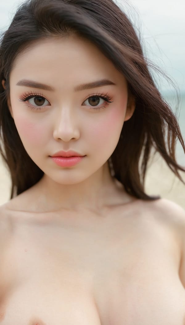 Tags: 21872187, SDXL
{"3": {"inputs": {"seed": 361064526107631, "steps": 64, "cfg": 6.33, "sampler_name": "dpmpp_2m", "scheduler": "karras", "denoise": 1.0, "model": ["27", 0], "positive": ["6", 0], "negative": ["7", 0], "latent_image": ["5", 0]}, "class_type": "KSampler"}, "4": {"inputs": {"ckpt_name": "juggernautxl.safetensors"}, "class_type": "CheckpointLoaderSimple"}, "5": {"inputs": {"width": 768, "height": 1344, "batch_size": 1}, "class_type": "EmptyLatentImage"}, "6": {"inputs": {"text": "24 year old girl, (slim:1.03), (beautiful eyes:0.97), (cute:1.00), (double eyelids:1.07), (sexy lips:1.13), (blush:1.12), (idol:1.05), (seductive facial expression:1.10), (pale skin:1.04), (temptress:1.05), (seductive pose:0.95), (detailed face:1.05), (eyelashes:1.12), (in a seductive pose:0.96), (large perky breasts:1.03), (cleavage:1.10), (thigh gap:0.95), strolling (nude:1.12) at a beach, (RAW:1.09), (portra:1.08), (textured skin:1.07), (soft lighting:1.02), (candid cinema:1.00), (natural looking skin:1.02), (detailed skin:1.01), (film:1.03), (skin fuzz:1.03)", "clip": ["27", 1]}, "class_type": "CLIPTextEncode"}, "7": {"inputs": {"text": "(watermark:1.12), (distorted:1.14), (twisted:1.10), (bad hands:1.14), (open mouth:1.12), (worst quality:1.10), (low resolution:1.10)", "clip": ["27", 1]}, "class_type": "CLIPTextEncode"}, "8": {"inputs": {"samples": ["3", 0], "vae": ["4", 2]}, "class_type": "VAEDecode"}, "25": {"inputs": {"lora_name": "nudify_xl.safetensors", "strength_model": 0.06, "strength_clip": 0.03, "model": ["4", 0], "clip": ["4", 1]}, "class_type": "LoraLoader"}, "26": {"inputs": {"lora_name": "shirtlift_SDXL_v2.safetensors", "strength_model": 0.17, "strength_clip": 0.08, "model": ["25", 0], "clip": ["25", 1]}, "class_type": "LoraLoader"}, "27": {"inputs": {"lora_name": "PerfectEyesXL.safetensors", "strength_model": 0.09, "strength_clip": 0.07, "model": ["26", 0], "clip": ["26", 1]}, "class_type": "LoraLoader"}, "30": {"inputs": {"model_name": "4x_NMKD-Superscale-SP_178000_G.pth"}, "class_type": "UpscaleModelLoader"}, "31": {"inputs": {"upscale_model": ["30", 0], "image": ["8", 0]}, "class_type": "ImageUpscaleWithModel"}, "32": {"inputs": {"upscale_method": "lanczos", "scale_by": 0.5, "image": ["31", 0]}, "class_type": "ImageScaleBy"}, "33": {"inputs": {"pixels": ["32", 0], "vae": ["4", 2]}, "class_type": "VAEEncode"}, "34": {"inputs": {"seed": 361064526107631, "steps": 64, "cfg": 6.33, "sampler_name": "dpmpp_2m", "scheduler": "karras", "denoise": 0.3, "model": ["27", 0], "positive": ["6", 0], "negative": ["7", 0], "latent_image": ["33", 0]}, "class_type": "KSampler"}, "36": {"inputs": {"samples": ["34", 0], "vae": ["4", 2]}, "class_type": "VAEDecode"}, "39": {"inputs": {"filename_prefix": "comfyapi-1731198533208", "images": ["36", 0]}, "class_type": "SaveImage"}}