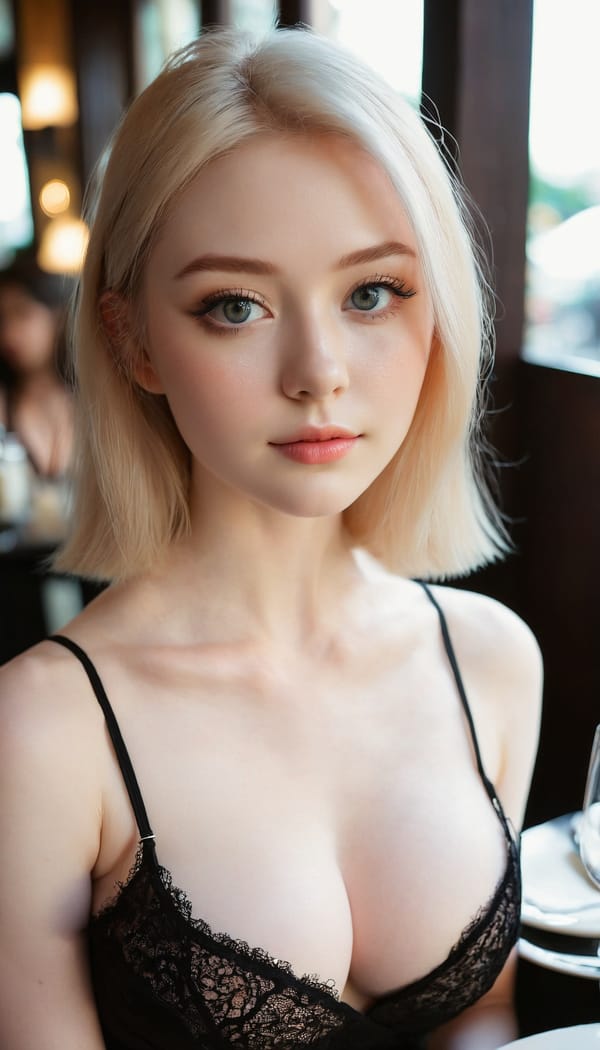 Tags: 21872187, SDXL
{"3": {"inputs": {"seed": 866924192943862, "steps": 64, "cfg": 6.53, "sampler_name": "dpmpp_2m", "scheduler": "karras", "denoise": 1.0, "model": ["27", 0], "positive": ["6", 0], "negative": ["7", 0], "latent_image": ["5", 0]}, "class_type": "KSampler"}, "4": {"inputs": {"ckpt_name": "juggernautxl.safetensors"}, "class_type": "CheckpointLoaderSimple"}, "5": {"inputs": {"width": 768, "height": 1344, "batch_size": 1}, "class_type": "EmptyLatentImage"}, "6": {"inputs": {"text": "26 year old girl, (irish:1.08), (slim:1.01), (beautiful eyes:1.02), (double eyelids:1.13), (detailed face:1.08), (idol:0.96), (temptress:1.08), (seductive pose:1.10), (eyelashes:1.05), (pale skin:1.13), (sexy lips:1.10), (blush:1.01), (seductive facial expression:0.97), (cute:1.09), (in a seductive pose:1.00), (large perky breasts:1.12), (cleavage:1.02), (thigh gap:1.13), (wearing a little black dress:1.06) at a fine dining restaurant, (skin fuzz:1.02), (RAW:1.09), (natural looking skin:1.04), (textured skin:1.09), (film:1.09), (candid cinema:1.09), (detailed skin:1.01), (portra:1.07), (soft lighting:1.06)", "clip": ["27", 1]}, "class_type": "CLIPTextEncode"}, "7": {"inputs": {"text": "(bad hands:1.08), (watermark:1.14), (twisted:1.05), (open mouth:1.14), (distorted:1.08), (worst quality:1.07), (low resolution:1.05)", "clip": ["27", 1]}, "class_type": "CLIPTextEncode"}, "8": {"inputs": {"samples": ["3", 0], "vae": ["4", 2]}, "class_type": "VAEDecode"}, "25": {"inputs": {"lora_name": "nudify_xl.safetensors", "strength_model": 0.2, "strength_clip": 0.08, "model": ["4", 0], "clip": ["4", 1]}, "class_type": "LoraLoader"}, "26": {"inputs": {"lora_name": "shirtlift_SDXL_v2.safetensors", "strength_model": 0.02, "strength_clip": 0.01, "model": ["25", 0], "clip": ["25", 1]}, "class_type": "LoraLoader"}, "27": {"inputs": {"lora_name": "PerfectEyesXL.safetensors", "strength_model": 0.02, "strength_clip": 0.07, "model": ["26", 0], "clip": ["26", 1]}, "class_type": "LoraLoader"}, "30": {"inputs": {"model_name": "4x_NMKD-Superscale-SP_178000_G.pth"}, "class_type": "UpscaleModelLoader"}, "31": {"inputs": {"upscale_model": ["30", 0], "image": ["8", 0]}, "class_type": "ImageUpscaleWithModel"}, "32": {"inputs": {"upscale_method": "lanczos", "scale_by": 0.5, "image": ["31", 0]}, "class_type": "ImageScaleBy"}, "33": {"inputs": {"pixels": ["32", 0], "vae": ["4", 2]}, "class_type": "VAEEncode"}, "34": {"inputs": {"seed": 866924192943862, "steps": 64, "cfg": 6.53, "sampler_name": "dpmpp_2m", "scheduler": "karras", "denoise": 0.3, "model": ["27", 0], "positive": ["6", 0], "negative": ["7", 0], "latent_image": ["33", 0]}, "class_type": "KSampler"}, "36": {"inputs": {"samples": ["34", 0], "vae": ["4", 2]}, "class_type": "VAEDecode"}, "39": {"inputs": {"filename_prefix": "comfyapi-1714227210500", "images": ["36", 0]}, "class_type": "SaveImage"}}