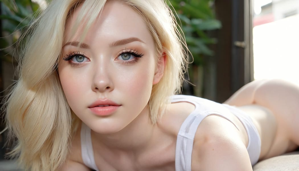 Tags: 21872187, SDXL
{"3": {"inputs": {"seed": 490776238115139, "steps": 64, "cfg": 7.62, "sampler_name": "dpmpp_2m", "scheduler": "karras", "denoise": 1.0, "model": ["27", 0], "positive": ["6", 0], "negative": ["7", 0], "latent_image": ["5", 0]}, "class_type": "KSampler"}, "4": {"inputs": {"ckpt_name": "juggernautxl.safetensors"}, "class_type": "CheckpointLoaderSimple"}, "5": {"inputs": {"width": 1344, "height": 768, "batch_size": 1}, "class_type": "EmptyLatentImage"}, "6": {"inputs": {"text": "25 year old girl, (pale skin:1.12), (idol:1.09), (seductive pose:1.08), (blush:0.99), (temptress:0.96), (beautiful eyes:1.10), (sexy lips:1.14), (eyelashes:1.09), (cute:1.10), (seductive facial expression:1.09), (slim:0.98), (detailed face:1.10), (double eyelids:1.14), (on all fours:1.01), (spreading ass cheeks:1.07), (from behind:0.97), (backboob:1.06), (white tanktop:0.98), busy street, (skin fuzz:1.01), (candid cinema:1.03), (film:1.04), (detailed skin:1.05), (natural looking skin:1.05), (portra:1.02), (soft lighting:1.07), (textured skin:1.08), (RAW:1.05)", "clip": ["27", 1]}, "class_type": "CLIPTextEncode"}, "7": {"inputs": {"text": "(worst quality:1.12), (low resolution:1.13), (bad hands:1.06), (distorted:1.11), (twisted:1.06), (open mouth:1.09), (watermark:1.07)", "clip": ["27", 1]}, "class_type": "CLIPTextEncode"}, "8": {"inputs": {"samples": ["3", 0], "vae": ["4", 2]}, "class_type": "VAEDecode"}, "25": {"inputs": {"lora_name": "nudify_xl.safetensors", "strength_model": 0.02, "strength_clip": 0.08, "model": ["4", 0], "clip": ["4", 1]}, "class_type": "LoraLoader"}, "26": {"inputs": {"lora_name": "shirtlift_SDXL_v2.safetensors", "strength_model": 0.12, "strength_clip": 0.01, "model": ["25", 0], "clip": ["25", 1]}, "class_type": "LoraLoader"}, "27": {"inputs": {"lora_name": "PerfectEyesXL.safetensors", "strength_model": 0.11, "strength_clip": 0.12, "model": ["26", 0], "clip": ["26", 1]}, "class_type": "LoraLoader"}, "30": {"inputs": {"model_name": "4x_NMKD-Superscale-SP_178000_G.pth"}, "class_type": "UpscaleModelLoader"}, "31": {"inputs": {"upscale_model": ["30", 0], "image": ["8", 0]}, "class_type": "ImageUpscaleWithModel"}, "32": {"inputs": {"upscale_method": "lanczos", "scale_by": 0.5, "image": ["31", 0]}, "class_type": "ImageScaleBy"}, "33": {"inputs": {"pixels": ["32", 0], "vae": ["4", 2]}, "class_type": "VAEEncode"}, "34": {"inputs": {"seed": 490776238115139, "steps": 64, "cfg": 7.62, "sampler_name": "dpmpp_2m", "scheduler": "karras", "denoise": 0.3, "model": ["27", 0], "positive": ["6", 0], "negative": ["7", 0], "latent_image": ["33", 0]}, "class_type": "KSampler"}, "36": {"inputs": {"samples": ["34", 0], "vae": ["4", 2]}, "class_type": "VAEDecode"}, "39": {"inputs": {"filename_prefix": "comfyapi-1724116869853", "images": ["36", 0]}, "class_type": "SaveImage"}}