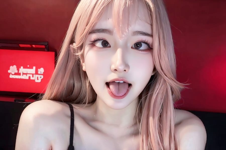 Tags: 21872187
<lora:mix4:0.57>, <lora:koreanDollLikeness:0.75>, <lora:YaeMiko_Test:0.58>, (clubbing:0.92), party, club, <lora:ahegao-x-v4:0.51>, ahegao face, pleasure, extremely detailed eyes, cute, (photorealistic:1.07), seductive smile, double eyelids, eyelashes, pale skin, perky breasts, full body portrait, RAW, best quality, sharp, blush, (stunningly attractive:1.17), (dramatic:1.04)
Negative prompt: drawings, sketches, anime, ugly, (worst quality:2.05)
Steps: 32, Sampler: DPM++ 2M Karras, CFG scale: 5.93, Seed: 558240084, Size: 768x512, Model hash: fc2511737a, Model: chilloutmix_NiPrunedFp32Fix, Seed resize from: -1x-1, Denoising strength: 0.4, Version: v1.2.1, Hires upscale: 3.0, Hires steps: 32, Hires upscaler: ESRGAN_4x