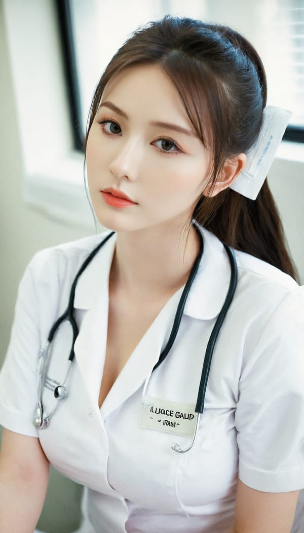 Tags: 21872187, SDXL
{"3": {"inputs": {"seed": 988523305025704, "steps": 32, "cfg": 6.67, "sampler_name": "dpmpp_2m", "scheduler": "karras", "denoise": 1.0, "model": ["27", 0], "positive": ["6", 0], "negative": ["7", 0], "latent_image": ["5", 0]}, "class_type": "KSampler"}, "4": {"inputs": {"ckpt_name": "leosamsHelloworldSDXL_helloworldSDXL32DPO.safetensors"}, "class_type": "CheckpointLoaderSimple"}, "5": {"inputs": {"width": 768, "height": 1344, "batch_size": 1}, "class_type": "EmptyLatentImage"}, "6": {"inputs": {"text": "25 year old girl, (seductive facial expression:0.95), (sexy lips:1.12), (double eyelids:1.08), (pale skin:1.12), (temptress:1.09), (slim:0.96), (idol:0.95), (detailed face:0.95), (beautiful eyes:0.99), (eyelashes:1.04), (seductive pose:0.95), (cute:0.98), (in a seductive pose:1.03), (large perky breasts:0.98), (cleavage:1.02), (thigh gap:0.95), (nurse in uniform:1.01) working in a hospital ward, (portra:1.01), (skin fuzz:1.02), (detailed skin:1.00), (soft lighting:1.07), (textured skin:1.06), (candid cinema:1.06), (film:1.06), (RAW:1.09), (natural looking skin:1.09)", "clip": ["27", 1]}, "class_type": "CLIPTextEncode"}, "7": {"inputs": {"text": "(low resolution:1.14), (worst quality:1.09), (distorted:1.10), (twisted:1.08), (watermark:1.14), (open mouth:1.06), (bad hands:1.07)", "clip": ["27", 1]}, "class_type": "CLIPTextEncode"}, "8": {"inputs": {"samples": ["3", 0], "vae": ["4", 2]}, "class_type": "VAEDecode"}, "25": {"inputs": {"lora_name": "nudify_xl.safetensors", "strength_model": 0.16, "strength_clip": 0.36, "model": ["4", 0], "clip": ["4", 1]}, "class_type": "LoraLoader"}, "26": {"inputs": {"lora_name": "shirtlift_SDXL_v2.safetensors", "strength_model": 0.03, "strength_clip": 0.02, "model": ["25", 0], "clip": ["25", 1]}, "class_type": "LoraLoader"}, "27": {"inputs": {"lora_name": "PerfectEyesXL.safetensors", "strength_model": 0.05, "strength_clip": 0.02, "model": ["26", 0], "clip": ["26", 1]}, "class_type": "LoraLoader"}, "30": {"inputs": {"model_name": "4x_NMKD-Superscale-SP_178000_G.pth"}, "class_type": "UpscaleModelLoader"}, "31": {"inputs": {"upscale_model": ["30", 0], "image": ["8", 0]}, "class_type": "ImageUpscaleWithModel"}, "32": {"inputs": {"upscale_method": "lanczos", "scale_by": 0.5, "image": ["31", 0]}, "class_type": "ImageScaleBy"}, "33": {"inputs": {"pixels": ["32", 0], "vae": ["4", 2]}, "class_type": "VAEEncode"}, "34": {"inputs": {"seed": 988523305025704, "steps": 32, "cfg": 6.67, "sampler_name": "dpmpp_2m", "scheduler": "karras", "denoise": 0.3, "model": ["27", 0], "positive": ["6", 0], "negative": ["7", 0], "latent_image": ["33", 0]}, "class_type": "KSampler"}, "36": {"inputs": {"samples": ["34", 0], "vae": ["4", 2]}, "class_type": "VAEDecode"}, "39": {"inputs": {"filename_prefix": "comfyapi-1707539545735", "images": ["36", 0]}, "class_type": "SaveImage"}}