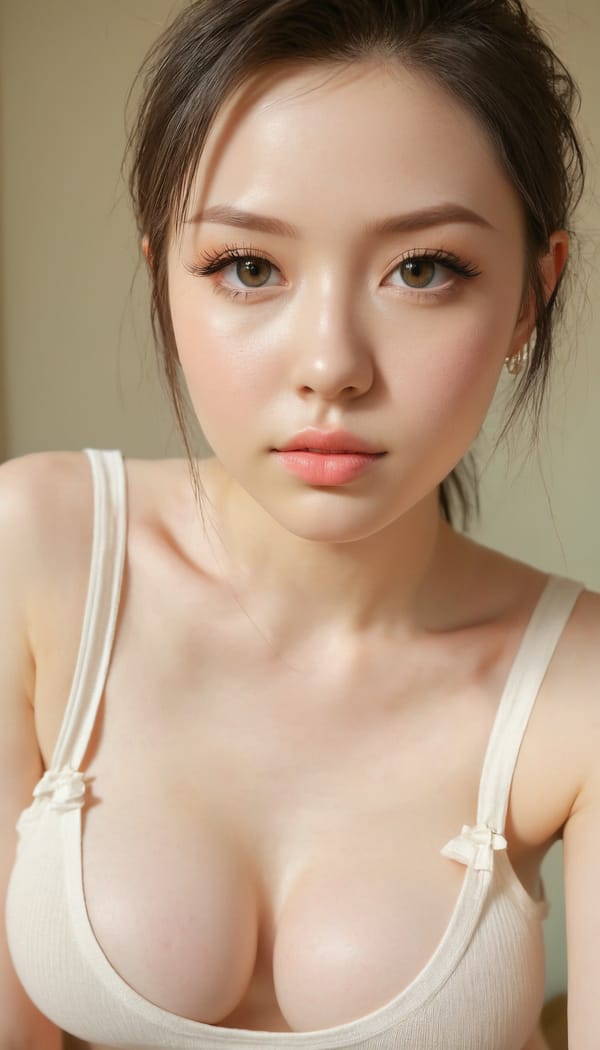 Tags: 21872187, SDXL
{"3": {"inputs": {"seed": 667751030327086, "steps": 32, "cfg": 6.44, "sampler_name": "dpmpp_2m", "scheduler": "karras", "denoise": 1.0, "model": ["27", 0], "positive": ["6", 0], "negative": ["7", 0], "latent_image": ["5", 0]}, "class_type": "KSampler"}, "4": {"inputs": {"ckpt_name": "juggernautxl.safetensors"}, "class_type": "CheckpointLoaderSimple"}, "5": {"inputs": {"width": 768, "height": 1344, "batch_size": 1}, "class_type": "EmptyLatentImage"}, "6": {"inputs": {"text": "23 year old girl, (seductive pose:0.95), (beautiful eyes:0.99), (sexy lips:1.08), (idol:1.13), (pale skin:1.00), (slim:0.95), (cute:1.11), (temptress:0.96), (double eyelids:1.10), (blush:1.04), (detailed face:1.03), (seductive facial expression:0.98), (eyelashes:1.03), (on all fours:1.06), (spreading ass cheeks:1.04), (from behind:1.14), (backboob:0.95), (white tanktop:1.10), busy street, (candid cinema:1.09), (portra:1.02), (textured skin:1.08), (soft lighting:1.00), (detailed skin:1.06), (RAW:1.00), (skin fuzz:1.00), (film:1.03), (natural looking skin:1.05)", "clip": ["27", 1]}, "class_type": "CLIPTextEncode"}, "7": {"inputs": {"text": "(open mouth:1.13), (low resolution:1.11), (twisted:1.09), (watermark:1.06), (bad hands:1.08), (distorted:1.13)", "clip": ["27", 1]}, "class_type": "CLIPTextEncode"}, "8": {"inputs": {"samples": ["3", 0], "vae": ["4", 2]}, "class_type": "VAEDecode"}, "25": {"inputs": {"lora_name": "nudify_xl.safetensors", "strength_model": 0.03, "strength_clip": 0.28, "model": ["4", 0], "clip": ["4", 1]}, "class_type": "LoraLoader"}, "26": {"inputs": {"lora_name": "shirtlift_SDXL_v2.safetensors", "strength_model": 0.14, "strength_clip": 0.06, "model": ["25", 0], "clip": ["25", 1]}, "class_type": "LoraLoader"}, "27": {"inputs": {"lora_name": "PerfectEyesXL.safetensors", "strength_model": 0.08, "strength_clip": 0.06, "model": ["26", 0], "clip": ["26", 1]}, "class_type": "LoraLoader"}, "30": {"inputs": {"model_name": "4x_NMKD-Superscale-SP_178000_G.pth"}, "class_type": "UpscaleModelLoader"}, "31": {"inputs": {"upscale_model": ["30", 0], "image": ["8", 0]}, "class_type": "ImageUpscaleWithModel"}, "32": {"inputs": {"upscale_method": "lanczos", "scale_by": 0.5, "image": ["31", 0]}, "class_type": "ImageScaleBy"}, "33": {"inputs": {"pixels": ["32", 0], "vae": ["4", 2]}, "class_type": "VAEEncode"}, "34": {"inputs": {"seed": 667751030327086, "steps": 32, "cfg": 6.44, "sampler_name": "dpmpp_2m", "scheduler": "karras", "denoise": 0.3, "model": ["27", 0], "positive": ["6", 0], "negative": ["7", 0], "latent_image": ["33", 0]}, "class_type": "KSampler"}, "36": {"inputs": {"samples": ["34", 0], "vae": ["4", 2]}, "class_type": "VAEDecode"}, "39": {"inputs": {"filename_prefix": "comfyapi-1715995534536", "images": ["36", 0]}, "class_type": "SaveImage"}}