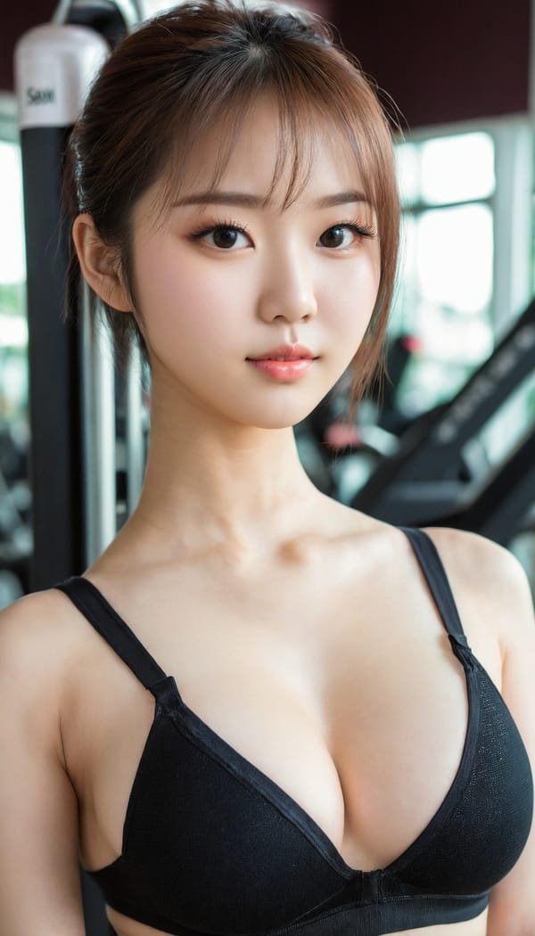 Tags: 21872187, SDXL
{"3": {"inputs": {"seed": 444492111209890, "steps": 64, "cfg": 5.52, "sampler_name": "dpmpp_2m", "scheduler": "karras", "denoise": 1.0, "model": ["27", 0], "positive": ["6", 0], "negative": ["7", 0], "latent_image": ["5", 0]}, "class_type": "KSampler"}, "4": {"inputs": {"ckpt_name": "juggernautxl.safetensors"}, "class_type": "CheckpointLoaderSimple"}, "5": {"inputs": {"width": 768, "height": 1344, "batch_size": 1}, "class_type": "EmptyLatentImage"}, "6": {"inputs": {"text": "20 year old girl, (taiwanese:0.98), (korean:0.97), (double eyelids:1.04), (eyelashes:1.05), (cute:1.11), (slim:0.95), (blush:1.03), (detailed face:1.07), (beautiful eyes:1.06), (pale skin:1.07), (seductive pose:1.07), (idol:0.95), (temptress:1.11), (seductive facial expression:0.95), (sexy lips:1.07), (in a seductive pose:0.98), (large perky breasts:1.08), (cleavage:1.04), (thigh gap:1.06), (in skimpy gym outfit:1.10) at a gym, (portra:1.07), (soft lighting:1.08), (skin fuzz:1.07), (candid cinema:1.02), (film:1.00), (textured skin:1.02), (RAW:1.07), (detailed skin:1.05), (natural looking skin:1.01)", "clip": ["27", 1]}, "class_type": "CLIPTextEncode"}, "7": {"inputs": {"text": "(distorted:1.05), (bad hands:1.12), (low resolution:1.10), (worst quality:1.13), (twisted:1.06), (watermark:1.10), (open mouth:1.12)", "clip": ["27", 1]}, "class_type": "CLIPTextEncode"}, "8": {"inputs": {"samples": ["3", 0], "vae": ["4", 2]}, "class_type": "VAEDecode"}, "25": {"inputs": {"lora_name": "nudify_xl.safetensors", "strength_model": 0.12, "strength_clip": 0.11, "model": ["4", 0], "clip": ["4", 1]}, "class_type": "LoraLoader"}, "26": {"inputs": {"lora_name": "shirtlift_SDXL_v2.safetensors", "strength_model": 0.16, "strength_clip": 0.19, "model": ["25", 0], "clip": ["25", 1]}, "class_type": "LoraLoader"}, "27": {"inputs": {"lora_name": "PerfectEyesXL.safetensors", "strength_model": 0.1, "strength_clip": 0.04, "model": ["26", 0], "clip": ["26", 1]}, "class_type": "LoraLoader"}, "30": {"inputs": {"model_name": "4x_NMKD-Superscale-SP_178000_G.pth"}, "class_type": "UpscaleModelLoader"}, "31": {"inputs": {"upscale_model": ["30", 0], "image": ["8", 0]}, "class_type": "ImageUpscaleWithModel"}, "32": {"inputs": {"upscale_method": "lanczos", "scale_by": 0.5, "image": ["31", 0]}, "class_type": "ImageScaleBy"}, "33": {"inputs": {"pixels": ["32", 0], "vae": ["4", 2]}, "class_type": "VAEEncode"}, "34": {"inputs": {"seed": 444492111209890, "steps": 64, "cfg": 5.52, "sampler_name": "dpmpp_2m", "scheduler": "karras", "denoise": 0.3, "model": ["27", 0], "positive": ["6", 0], "negative": ["7", 0], "latent_image": ["33", 0]}, "class_type": "KSampler"}, "36": {"inputs": {"samples": ["34", 0], "vae": ["4", 2]}, "class_type": "VAEDecode"}, "39": {"inputs": {"filename_prefix": "comfyapi-1716117142194", "images": ["36", 0]}, "class_type": "SaveImage"}}