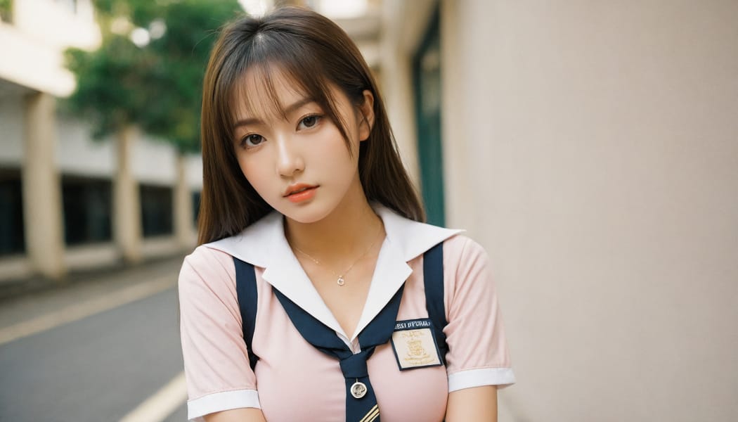 Tags: 21872187, SDXL
{"3": {"inputs": {"seed": 896939536506516, "steps": 64, "cfg": 5.01, "sampler_name": "dpmpp_2m", "scheduler": "karras", "denoise": 1.0, "model": ["27", 0], "positive": ["6", 0], "negative": ["7", 0], "latent_image": ["5", 0]}, "class_type": "KSampler"}, "4": {"inputs": {"ckpt_name": "leosamsHelloworldSDXL_helloworldSDXL32DPO.safetensors"}, "class_type": "CheckpointLoaderSimple"}, "5": {"inputs": {"width": 1344, "height": 768, "batch_size": 1}, "class_type": "EmptyLatentImage"}, "6": {"inputs": {"text": "28 year old girl, (seductive facial expression:1.12), (sexy lips:1.11), (double eyelids:1.14), (seductive pose:1.05), (cute:1.07), (slim:1.04), (beautiful eyes:0.99), (blush:0.99), (detailed face:1.13), (idol:1.06), (eyelashes:1.09), (temptress:1.02), (in a seductive pose:0.95), (large perky breasts:1.12), (cleavage:1.01), (thigh gap:1.00), (school uniform:1.09), choker, busy street, (RAW:1.00), (soft lighting:1.08), (candid cinema:1.02), (natural looking skin:1.08), (portra:1.05), (skin fuzz:1.01), (textured skin:1.03), (film:1.00)", "clip": ["27", 1]}, "class_type": "CLIPTextEncode"}, "7": {"inputs": {"text": "(distorted:1.07), (worst quality:1.14), (low resolution:1.11), (open mouth:1.08), (bad hands:1.06), (twisted:1.05), (watermark:1.09)", "clip": ["27", 1]}, "class_type": "CLIPTextEncode"}, "8": {"inputs": {"samples": ["3", 0], "vae": ["4", 2]}, "class_type": "VAEDecode"}, "25": {"inputs": {"lora_name": "nudify_xl.safetensors", "strength_model": 0.16, "strength_clip": 0.11, "model": ["4", 0], "clip": ["4", 1]}, "class_type": "LoraLoader"}, "26": {"inputs": {"lora_name": "shirtlift_SDXL_v2.safetensors", "strength_model": 0.02, "strength_clip": 0.05, "model": ["25", 0], "clip": ["25", 1]}, "class_type": "LoraLoader"}, "27": {"inputs": {"lora_name": "PerfectEyesXL.safetensors", "strength_model": 0.11, "strength_clip": 0.18, "model": ["26", 0], "clip": ["26", 1]}, "class_type": "LoraLoader"}, "30": {"inputs": {"model_name": "4x_NMKD-Superscale-SP_178000_G.pth"}, "class_type": "UpscaleModelLoader"}, "31": {"inputs": {"upscale_model": ["30", 0], "image": ["8", 0]}, "class_type": "ImageUpscaleWithModel"}, "32": {"inputs": {"upscale_method": "lanczos", "scale_by": 0.5, "image": ["31", 0]}, "class_type": "ImageScaleBy"}, "33": {"inputs": {"pixels": ["32", 0], "vae": ["4", 2]}, "class_type": "VAEEncode"}, "34": {"inputs": {"seed": 896939536506516, "steps": 64, "cfg": 5.01, "sampler_name": "dpmpp_2m", "scheduler": "karras", "denoise": 0.3, "model": ["27", 0], "positive": ["6", 0], "negative": ["7", 0], "latent_image": ["33", 0]}, "class_type": "KSampler"}, "36": {"inputs": {"samples": ["34", 0], "vae": ["4", 2]}, "class_type": "VAEDecode"}, "39": {"inputs": {"filename_prefix": "comfyapi-1707431874064", "images": ["36", 0]}, "class_type": "SaveImage"}}