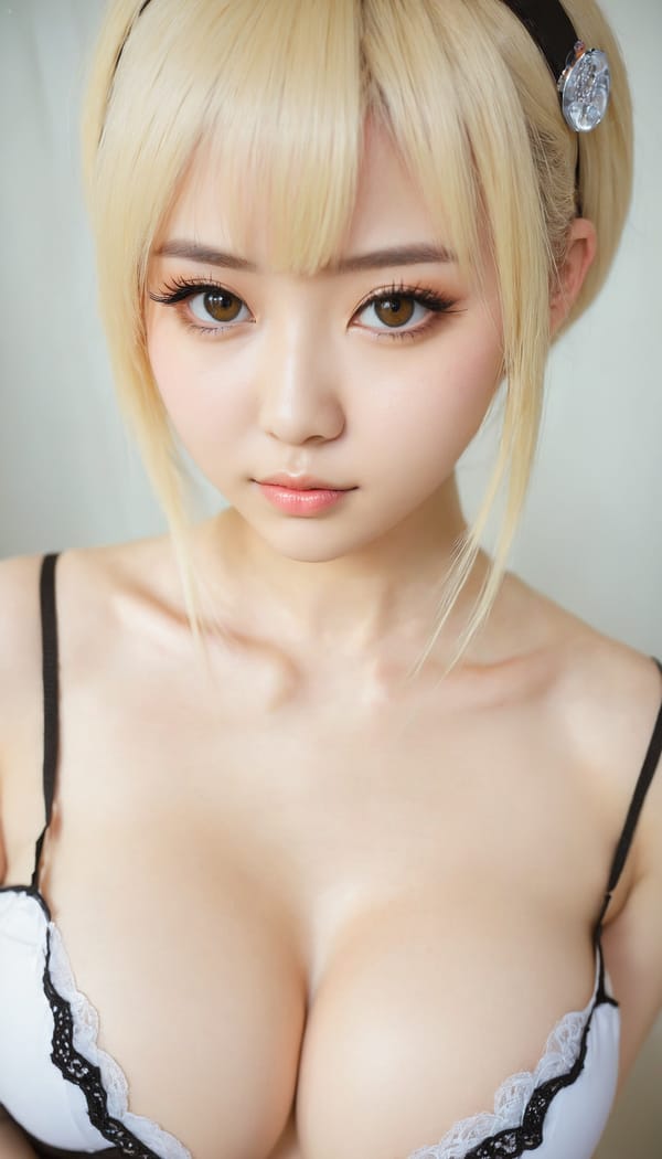 Tags: 21872187, SDXL
{"3": {"inputs": {"seed": 112650749864934, "steps": 32, "cfg": 7.47, "sampler_name": "dpmpp_2m", "scheduler": "karras", "denoise": 1.0, "model": ["27", 0], "positive": ["6", 0], "negative": ["7", 0], "latent_image": ["5", 0]}, "class_type": "KSampler"}, "4": {"inputs": {"ckpt_name": "juggernautxl.safetensors"}, "class_type": "CheckpointLoaderSimple"}, "5": {"inputs": {"width": 768, "height": 1344, "batch_size": 1}, "class_type": "EmptyLatentImage"}, "6": {"inputs": {"text": "20 year old girl, (ukrainian:0.99), (taiwanese:0.99), (double eyelids:1.12), (seductive pose:1.03), (beautiful eyes:1.04), (cute:1.09), (seductive facial expression:0.99), (pale skin:1.03), (idol:1.03), (eyelashes:1.13), (detailed face:0.95), (slim:1.00), (temptress:1.07), (in a seductive pose:1.14), (large perky breasts:1.00), (cleavage:1.11), (thigh gap:1.11), (in a cosplay:1.07) at comiket posing for camera, (portra:1.04), (skin fuzz:1.00), (film:1.02), (natural looking skin:1.05), (RAW:1.00), (detailed skin:1.01), (soft lighting:1.00), (textured skin:1.00), (candid cinema:1.02)", "clip": ["27", 1]}, "class_type": "CLIPTextEncode"}, "7": {"inputs": {"text": "(worst quality:1.09), (twisted:1.06), (distorted:1.07), (watermark:1.13), (bad hands:1.11), (open mouth:1.06), (low resolution:1.08)", "clip": ["27", 1]}, "class_type": "CLIPTextEncode"}, "8": {"inputs": {"samples": ["3", 0], "vae": ["4", 2]}, "class_type": "VAEDecode"}, "25": {"inputs": {"lora_name": "nudify_xl.safetensors", "strength_model": 0.18, "strength_clip": 0.29, "model": ["4", 0], "clip": ["4", 1]}, "class_type": "LoraLoader"}, "26": {"inputs": {"lora_name": "shirtlift_SDXL_v2.safetensors", "strength_model": 0.0, "strength_clip": 0.02, "model": ["25", 0], "clip": ["25", 1]}, "class_type": "LoraLoader"}, "27": {"inputs": {"lora_name": "PerfectEyesXL.safetensors", "strength_model": 0.17, "strength_clip": 0.07, "model": ["26", 0], "clip": ["26", 1]}, "class_type": "LoraLoader"}, "30": {"inputs": {"model_name": "4x_NMKD-Superscale-SP_178000_G.pth"}, "class_type": "UpscaleModelLoader"}, "31": {"inputs": {"upscale_model": ["30", 0], "image": ["8", 0]}, "class_type": "ImageUpscaleWithModel"}, "32": {"inputs": {"upscale_method": "lanczos", "scale_by": 0.5, "image": ["31", 0]}, "class_type": "ImageScaleBy"}, "33": {"inputs": {"pixels": ["32", 0], "vae": ["4", 2]}, "class_type": "VAEEncode"}, "34": {"inputs": {"seed": 112650749864934, "steps": 32, "cfg": 7.47, "sampler_name": "dpmpp_2m", "scheduler": "karras", "denoise": 0.3, "model": ["27", 0], "positive": ["6", 0], "negative": ["7", 0], "latent_image": ["33", 0]}, "class_type": "KSampler"}, "36": {"inputs": {"samples": ["34", 0], "vae": ["4", 2]}, "class_type": "VAEDecode"}, "39": {"inputs": {"filename_prefix": "comfyapi-1714345383463", "images": ["36", 0]}, "class_type": "SaveImage"}}