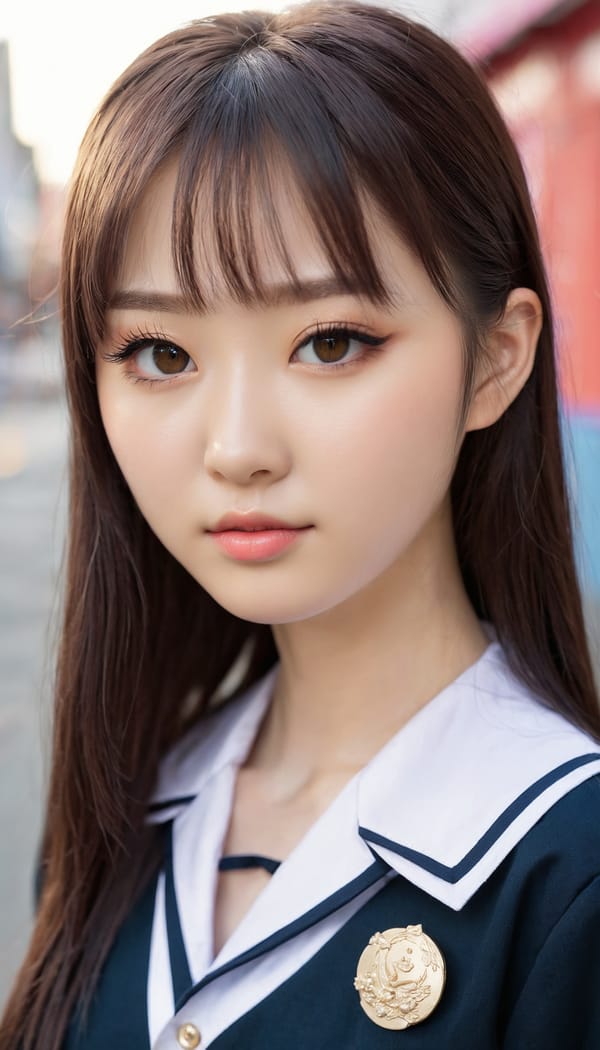 Tags: 21872187, SDXL
{"3": {"inputs": {"seed": 588999211487691, "steps": 64, "cfg": 6.25, "sampler_name": "dpmpp_2m", "scheduler": "karras", "denoise": 1.0, "model": ["27", 0], "positive": ["6", 0], "negative": ["7", 0], "latent_image": ["5", 0]}, "class_type": "KSampler"}, "4": {"inputs": {"ckpt_name": "juggernautxl.safetensors"}, "class_type": "CheckpointLoaderSimple"}, "5": {"inputs": {"width": 768, "height": 1344, "batch_size": 1}, "class_type": "EmptyLatentImage"}, "6": {"inputs": {"text": "21 year old girl, (irish:0.96), (japanese:1.00), (russian:1.10), (korean:1.13), (eyelashes:1.07), (cute:1.05), (seductive pose:1.08), (temptress:1.09), (idol:1.07), (beautiful eyes:1.05), (slim:1.11), (detailed face:1.02), (seductive facial expression:0.95), (sexy lips:1.07), (blush:0.98), (pale skin:1.00), (double eyelids:1.02), (in a seductive pose:1.04), (large perky breasts:0.99), (cleavage:1.04), (thigh gap:1.08), (school uniform:1.14), choker, busy street, (soft lighting:1.01), (natural looking skin:1.08), (portra:1.09), (skin fuzz:1.07), (detailed skin:1.00), (candid cinema:1.05), (film:1.08), (RAW:1.01), (textured skin:1.04)", "clip": ["27", 1]}, "class_type": "CLIPTextEncode"}, "7": {"inputs": {"text": "(twisted:1.05), (low resolution:1.06), (distorted:1.13), (bad hands:1.10), (watermark:1.10), (open mouth:1.12), (worst quality:1.13)", "clip": ["27", 1]}, "class_type": "CLIPTextEncode"}, "8": {"inputs": {"samples": ["3", 0], "vae": ["4", 2]}, "class_type": "VAEDecode"}, "25": {"inputs": {"lora_name": "nudify_xl.safetensors", "strength_model": 0.06, "strength_clip": 0.33, "model": ["4", 0], "clip": ["4", 1]}, "class_type": "LoraLoader"}, "26": {"inputs": {"lora_name": "shirtlift_SDXL_v2.safetensors", "strength_model": 0.13, "strength_clip": 0.08, "model": ["25", 0], "clip": ["25", 1]}, "class_type": "LoraLoader"}, "27": {"inputs": {"lora_name": "PerfectEyesXL.safetensors", "strength_model": 0.01, "strength_clip": 0.15, "model": ["26", 0], "clip": ["26", 1]}, "class_type": "LoraLoader"}, "30": {"inputs": {"model_name": "4x_NMKD-Superscale-SP_178000_G.pth"}, "class_type": "UpscaleModelLoader"}, "31": {"inputs": {"upscale_model": ["30", 0], "image": ["8", 0]}, "class_type": "ImageUpscaleWithModel"}, "32": {"inputs": {"upscale_method": "lanczos", "scale_by": 0.5, "image": ["31", 0]}, "class_type": "ImageScaleBy"}, "33": {"inputs": {"pixels": ["32", 0], "vae": ["4", 2]}, "class_type": "VAEEncode"}, "34": {"inputs": {"seed": 588999211487691, "steps": 64, "cfg": 6.25, "sampler_name": "dpmpp_2m", "scheduler": "karras", "denoise": 0.3, "model": ["27", 0], "positive": ["6", 0], "negative": ["7", 0], "latent_image": ["33", 0]}, "class_type": "KSampler"}, "36": {"inputs": {"samples": ["34", 0], "vae": ["4", 2]}, "class_type": "VAEDecode"}, "39": {"inputs": {"filename_prefix": "comfyapi-1719037289990", "images": ["36", 0]}, "class_type": "SaveImage"}}