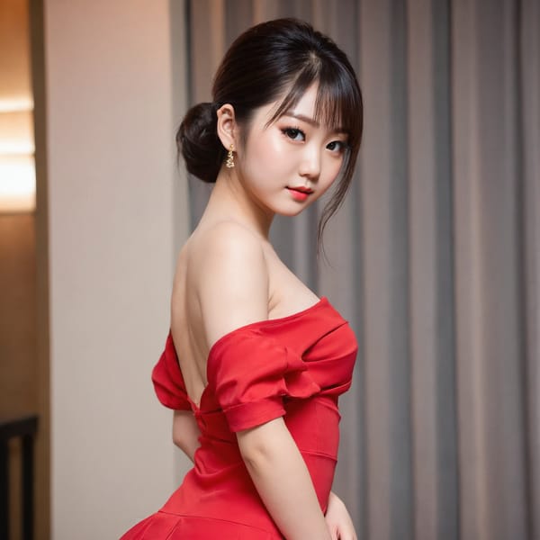 Tags: 21872187, SDXL
{"3": {"inputs": {"seed": 127573777402721, "steps": 64, "cfg": 7.23, "sampler_name": "dpmpp_2m", "scheduler": "karras", "denoise": 1.0, "model": ["27", 0], "positive": ["6", 0], "negative": ["7", 0], "latent_image": ["5", 0]}, "class_type": "KSampler"}, "4": {"inputs": {"ckpt_name": "juggernautXL_v8Rundiffusion.safetensors"}, "class_type": "CheckpointLoaderSimple"}, "5": {"inputs": {"width": 1024, "height": 1024, "batch_size": 1}, "class_type": "EmptyLatentImage"}, "6": {"inputs": {"text": "20 year old girl, (japanese:1.05), (temptress:1.02), (seductive facial expression:1.13), (eyelashes:1.14), (cute:1.09), (detailed face:0.98), (double eyelids:1.13), (blush:1.03), (beautiful eyes:1.14), (seductive pose:1.10), (pale skin:1.01), (sexy lips:1.10), (idol:1.11), (perky ass:0.95), (exposed ass:1.10), (looking back:1.11), (sexy ass:1.00), (thigh gap:1.03), (wearing a low-cut red dress:1.01) at a ballroom, (soft lighting:1.02), (skin fuzz:1.02), (portra:1.09), (textured skin:1.05), (film:1.00), (natural looking skin:1.08), (candid cinema:1.08), (RAW:1.04), (detailed skin:1.00)", "clip": ["27", 1]}, "class_type": "CLIPTextEncode"}, "7": {"inputs": {"text": "(worst quality:1.09), (bad hands:1.08), (watermark:1.13), (distorted:1.14), (open mouth:1.11), (twisted:1.08), (low resolution:1.07)", "clip": ["27", 1]}, "class_type": "CLIPTextEncode"}, "8": {"inputs": {"samples": ["3", 0], "vae": ["4", 2]}, "class_type": "VAEDecode"}, "25": {"inputs": {"lora_name": "nudify_xl.safetensors", "strength_model": 0.15, "strength_clip": 0.0, "model": ["4", 0], "clip": ["4", 1]}, "class_type": "LoraLoader"}, "26": {"inputs": {"lora_name": "shirtlift_SDXL_v2.safetensors", "strength_model": 0.06, "strength_clip": 0.09, "model": ["25", 0], "clip": ["25", 1]}, "class_type": "LoraLoader"}, "27": {"inputs": {"lora_name": "PerfectEyesXL.safetensors", "strength_model": 0.15, "strength_clip": 0.07, "model": ["26", 0], "clip": ["26", 1]}, "class_type": "LoraLoader"}, "30": {"inputs": {"model_name": "4x_NMKD-Superscale-SP_178000_G.pth"}, "class_type": "UpscaleModelLoader"}, "31": {"inputs": {"upscale_model": ["30", 0], "image": ["8", 0]}, "class_type": "ImageUpscaleWithModel"}, "32": {"inputs": {"upscale_method": "lanczos", "scale_by": 0.5, "image": ["31", 0]}, "class_type": "ImageScaleBy"}, "33": {"inputs": {"pixels": ["32", 0], "vae": ["4", 2]}, "class_type": "VAEEncode"}, "34": {"inputs": {"seed": 127573777402721, "steps": 64, "cfg": 7.23, "sampler_name": "dpmpp_2m", "scheduler": "karras", "denoise": 0.3, "model": ["27", 0], "positive": ["6", 0], "negative": ["7", 0], "latent_image": ["33", 0]}, "class_type": "KSampler"}, "36": {"inputs": {"samples": ["34", 0], "vae": ["4", 2]}, "class_type": "VAEDecode"}, "39": {"inputs": {"filename_prefix": "comfyapi-1708021407114", "images": ["36", 0]}, "class_type": "SaveImage"}}