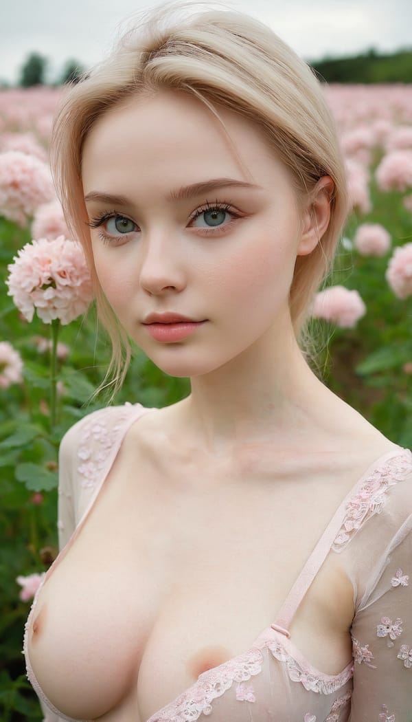 Tags: 21872187, SDXL
{"3": {"inputs": {"seed": 414327973918362, "steps": 32, "cfg": 6.95, "sampler_name": "dpmpp_2m", "scheduler": "karras", "denoise": 1.0, "model": ["27", 0], "positive": ["6", 0], "negative": ["7", 0], "latent_image": ["5", 0]}, "class_type": "KSampler"}, "4": {"inputs": {"ckpt_name": "juggernautxl.safetensors"}, "class_type": "CheckpointLoaderSimple"}, "5": {"inputs": {"width": 768, "height": 1344, "batch_size": 1}, "class_type": "EmptyLatentImage"}, "6": {"inputs": {"text": "21 year old girl, (irish:1.11), (russian:1.08), (blush:1.12), (temptress:1.10), (seductive pose:1.01), (double eyelids:1.09), (cute:0.97), (detailed face:0.98), (eyelashes:1.07), (sexy lips:0.95), (slim:1.04), (seductive facial expression:1.12), (beautiful eyes:1.02), (pale skin:1.05), (idol:0.97), (in a seductive pose:0.97), (large perky breasts:0.99), (cleavage:1.03), (thigh gap:1.09), wearing (translucent clothes:1.06) on a flower field, (portra:1.03), (skin fuzz:1.06), (RAW:1.06), (textured skin:1.03), (film:1.05), (candid cinema:1.04), (detailed skin:1.00), (natural looking skin:1.04), (soft lighting:1.04)", "clip": ["27", 1]}, "class_type": "CLIPTextEncode"}, "7": {"inputs": {"text": "(open mouth:1.07), (bad hands:1.11), (twisted:1.11), (watermark:1.09), (distorted:1.07), (low resolution:1.10), (worst quality:1.06)", "clip": ["27", 1]}, "class_type": "CLIPTextEncode"}, "8": {"inputs": {"samples": ["3", 0], "vae": ["4", 2]}, "class_type": "VAEDecode"}, "25": {"inputs": {"lora_name": "nudify_xl.safetensors", "strength_model": 0.22, "strength_clip": 0.15, "model": ["4", 0], "clip": ["4", 1]}, "class_type": "LoraLoader"}, "26": {"inputs": {"lora_name": "shirtlift_SDXL_v2.safetensors", "strength_model": 0.11, "strength_clip": 0.01, "model": ["25", 0], "clip": ["25", 1]}, "class_type": "LoraLoader"}, "27": {"inputs": {"lora_name": "PerfectEyesXL.safetensors", "strength_model": 0.06, "strength_clip": 0.01, "model": ["26", 0], "clip": ["26", 1]}, "class_type": "LoraLoader"}, "30": {"inputs": {"model_name": "4x_NMKD-Superscale-SP_178000_G.pth"}, "class_type": "UpscaleModelLoader"}, "31": {"inputs": {"upscale_model": ["30", 0], "image": ["8", 0]}, "class_type": "ImageUpscaleWithModel"}, "32": {"inputs": {"upscale_method": "lanczos", "scale_by": 0.5, "image": ["31", 0]}, "class_type": "ImageScaleBy"}, "33": {"inputs": {"pixels": ["32", 0], "vae": ["4", 2]}, "class_type": "VAEEncode"}, "34": {"inputs": {"seed": 414327973918362, "steps": 32, "cfg": 6.95, "sampler_name": "dpmpp_2m", "scheduler": "karras", "denoise": 0.3, "model": ["27", 0], "positive": ["6", 0], "negative": ["7", 0], "latent_image": ["33", 0]}, "class_type": "KSampler"}, "36": {"inputs": {"samples": ["34", 0], "vae": ["4", 2]}, "class_type": "VAEDecode"}, "39": {"inputs": {"filename_prefix": "comfyapi-1723762937590", "images": ["36", 0]}, "class_type": "SaveImage"}}